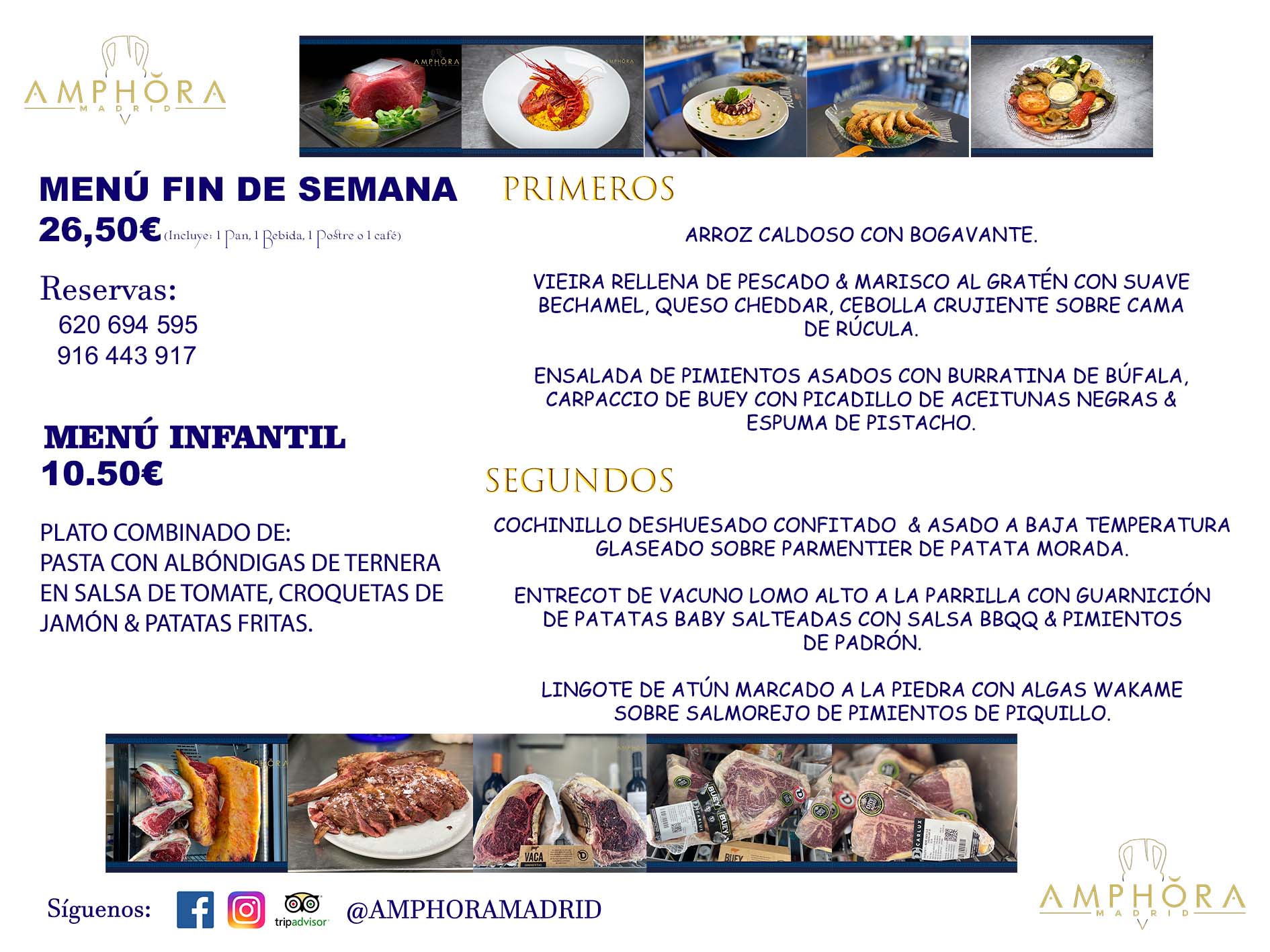 MENÚS FIN DE SEMANA ECONOMICOS DIARIOS MENÚ DEL DÍA SÁBADO 30 DE ABRIL DOMINGO 1 DE MAYO DÍA DE LA MADRE LUNES 2 DE MAYO DÍA DE LA COMUNIDAD MADRID DE 2022 ALCORCÓN RESTAURANTE AMPHORA TERRAZA ALCORCÓN MADRID Av. Leganés, 54 28923 · Alcorcón · Madrid · España 91 644 39 17 620 694 595 https://youtu.be/HeULHal1yEY (Vea aquí nuestras instalaciones) https://www.amphoramadrid.com RESTAURANTE AMPHORA TERRAZA ALCORCÓN. MENUS FIN DE SEMANA ALCORCÓN, MENÚS DIARIOS ECONÓMICOS EN ALCORCÓN, MEJORES RESTAURANTES EN ALCORCÓN, TERRAZAS ALCORCON, COMER Y CENAR EN TERRAZA EN ALCORCÓN, RESTAURANTES CON TERRAZA, MEJORES TERRAZAS ALCORCÓN, COMER EN ALCORCON, RESTAURANTES GOURMET ALCORCÓN, MENUS FIN DE SEMANA ECONOMICOS ALCORCON, COMER AL AIRE LIBRE, MENUS ECONOMICOS ALCORCON, UNO DE LOS MEJORES RESTAURANTES DE ALCORCÓN Y ZONA SUR DE MADRID EN CALIDAD PRECIO. RESTAURANTE AMPHORA TERRAZA, ES UN ESPACIO GOURMET DONDE PODRÁ DEGUSTAR DEL MEJOR PRODUCTO CON UNA ELABORACIÓN CUIDADA Y CREATIVA. ADEMÁS, PODRÁ DISFRUTAR DE TODO TIPO DE BEBIDAS PREMIUM PREPARADAS POR NUESTRO BARTENDER, VERMUTS DELICIOSOS Y CERVEZAS DE CALIDAD, YA SEA EN EN EL INTERIOR DE NUESTRO RESTAURANTE O EN NUESTRA MARAVILLOSA TERRAZA. SOMOS POSIBLEMENTE UNO DE LOS MEJORES RESTAURANTES DE LA ZONA SUR EN RELACIÓN CALIDAD, PRECIO Y DECORACIÓN. #AMPHORAMADRID #TERRAZASALCORCÓN #MENUDELDIA #COMERENTERRAZA #MADRID #ALCORCÓN #TERRAZA #MENÚSDELDÍAALCORCÓN #MENÚDELDÍARESTAURANTES #COMERENALCORCÓN #MEJORESRESTAURANTESALCORCÓN #MENÚSECONÓMICOS #RESTAURANTESRECOMENDABLES #RESTAURANTESGOURMET #MENÚSECONÓMICOSALCORCÓN #COMERALAIRELIBRE #COMIDASCENASTERRAZASALCORCON #MENÚSDIARIOSALCORCÓN #MENÚDELDÍAHOY #CENARENTERRAZA #TERRAZASCONENCANTO #RESTAURANTESCONTERRAZA #CENARENALCORCÓN #MEJORESRESTAURANTES #RESTAURANTESCOPASALCORCÓN #COPASPREMIUMALCORCÓN #VERMUTALCORCÓN #GASTROBARALCORCÓN #CARNEBUEYALCORCONPARRILLABRASA #MENUECONÓMICO #GASTROBAR #MEJORTERRAZADEALCORCÓN #MENÚSVIERNESALCORCÓN #MENÚSABADOALCORCÓN #MENÚSDOMINGOALCORCÓN #MENÚSLUNESALCORCÓN #MENÚSMARTESALCORCÓN #MENÚSMIÉRCOLESALCORCÓN #MENÚSJUEVESALCORCÓN MEJOR CARNE A LA PARRILLA ALCORCÓN TOMAHAWK CARNE BUEY AUTÉNTICO ALCORCÓN RESTAURANTES PREMIUN LUJO COMIDA CREATIVA ELABORADA RESTAURANTE AMPHORA TERRAZA EN ALCORCÓN (MADRID) GASTROBAR ALCORCÓN MENÚS ECONÓMICOS DIARIOS DEL DÍA MENUS FIN DE SEMANA DE CALIDAD MEJOR MENÚ FIN DE SEMANA ALCORCÓN COMER CENAR EN TERRAZA TERRAZAS ZONA SUR COMIDAS AIRE LIBRE MEJOR CARNE PARRILLA ALCORCÓN.