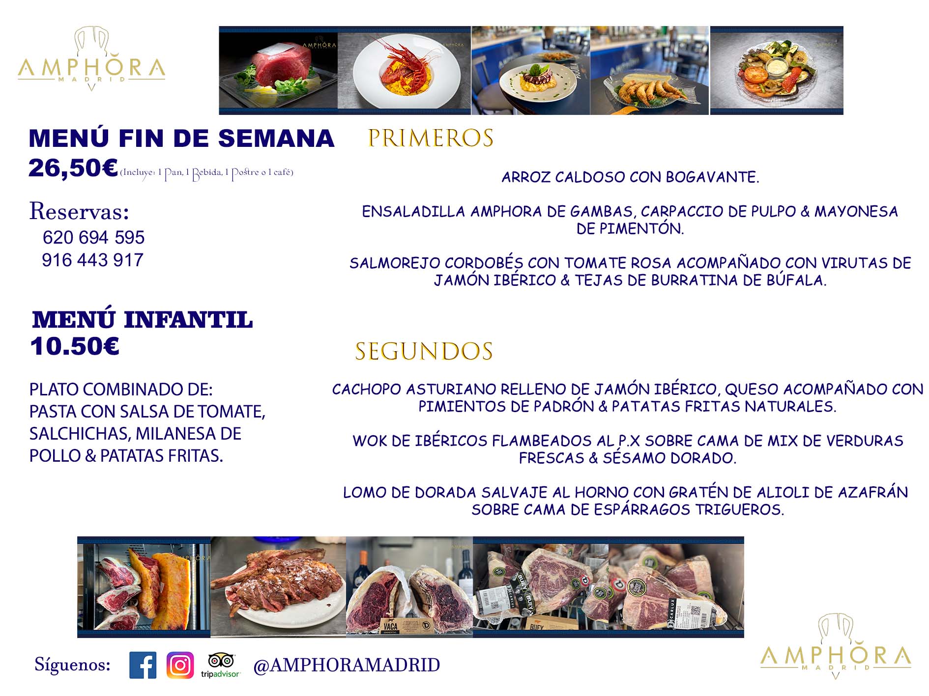 MENÚS FIN DE SEMANA ECONOMICOS DIARIOS MENÚ DEL DÍA SÁBADO 18 Y DOMINGO 19 DE JUNIO DE 2022 ALCORCÓN RESTAURANTE AMPHORA TERRAZA ALCORCÓN MADRID Av. Leganés, 54 28923 · Alcorcón · Madrid · España 91 644 39 17 620 694 595 https://youtu.be/HeULHal1yEY (Vea aquí nuestras instalaciones) https://www.amphoramadrid.com RESTAURANTE AMPHORA TERRAZA ALCORCÓN. MENUS FIN DE SEMANA ALCORCÓN, MENÚS DIARIOS ECONÓMICOS EN ALCORCÓN, MEJORES RESTAURANTES EN ALCORCÓN, TERRAZAS ALCORCON, COMER Y CENAR EN TERRAZA EN ALCORCÓN, RESTAURANTES CON TERRAZA, MEJORES TERRAZAS ALCORCÓN, COMER EN ALCORCON, RESTAURANTES GOURMET ALCORCÓN, MENUS FIN DE SEMANA ECONOMICOS ALCORCON, COMER AL AIRE LIBRE, MENUS ECONOMICOS ALCORCON, UNO DE LOS MEJORES RESTAURANTES DE ALCORCÓN Y ZONA SUR DE MADRID EN CALIDAD PRECIO. RESTAURANTE AMPHORA TERRAZA, ES UN ESPACIO GOURMET DONDE PODRÁ DEGUSTAR DEL MEJOR PRODUCTO CON UNA ELABORACIÓN CUIDADA Y CREATIVA. ADEMÁS, PODRÁ DISFRUTAR DE TODO TIPO DE BEBIDAS PREMIUM PREPARADAS POR NUESTRO BARTENDER, VERMUTS DELICIOSOS Y CERVEZAS DE CALIDAD, YA SEA EN EN EL INTERIOR DE NUESTRO RESTAURANTE O EN NUESTRA MARAVILLOSA TERRAZA. SOMOS POSIBLEMENTE UNO DE LOS MEJORES RESTAURANTES DE LA ZONA SUR EN RELACIÓN CALIDAD, PRECIO Y DECORACIÓN. #AMPHORAMADRID #TERRAZASALCORCÓN #MENUDELDIA #COMERENTERRAZA #MADRID #ALCORCÓN #TERRAZA #MENÚSDELDÍAALCORCÓN #MENÚDELDÍARESTAURANTES #COMERENALCORCÓN #MEJORESRESTAURANTESALCORCÓN #MENÚSECONÓMICOS #RESTAURANTESRECOMENDABLES #RESTAURANTESGOURMET #MENÚSECONÓMICOSALCORCÓN #COMERALAIRELIBRE #COMIDASCENASTERRAZASALCORCON #MENÚSDIARIOSALCORCÓN #MENÚDELDÍAHOY #CENARENTERRAZA #TERRAZASCONENCANTO #RESTAURANTESCONTERRAZA #CENARENALCORCÓN #MEJORESRESTAURANTES #RESTAURANTESCOPASALCORCÓN #COPASPREMIUMALCORCÓN #VERMUTALCORCÓN #GASTROBARALCORCÓN #CARNEBUEYALCORCONPARRILLABRASA #MENUECONÓMICO #GASTROBAR #MEJORTERRAZADEALCORCÓN #MENÚSVIERNESALCORCÓN #MENÚSABADOALCORCÓN #MENÚSDOMINGOALCORCÓN #MENÚSLUNESALCORCÓN #MENÚSMARTESALCORCÓN #MENÚSMIÉRCOLESALCORCÓN #MENÚSJUEVESALCORCÓN MEJOR CARNE A LA PARRILLA ALCORCÓN TOMAHAWK CARNE BUEY AUTÉNTICO ALCORCÓN RESTAURANTES PREMIUN LUJO COMIDA CREATIVA ELABORADA RESTAURANTE AMPHORA TERRAZA EN ALCORCÓN (MADRID) GASTROBAR ALCORCÓN MENÚS ECONÓMICOS DIARIOS DEL DÍA MENUS FIN DE SEMANA DE CALIDAD MEJOR MENÚ FIN DE SEMANA ALCORCÓN COMER CENAR EN TERRAZA TERRAZAS ZONA SUR COMIDAS AIRE LIBRE MEJOR CARNE PARRILLA ALCORCÓN.