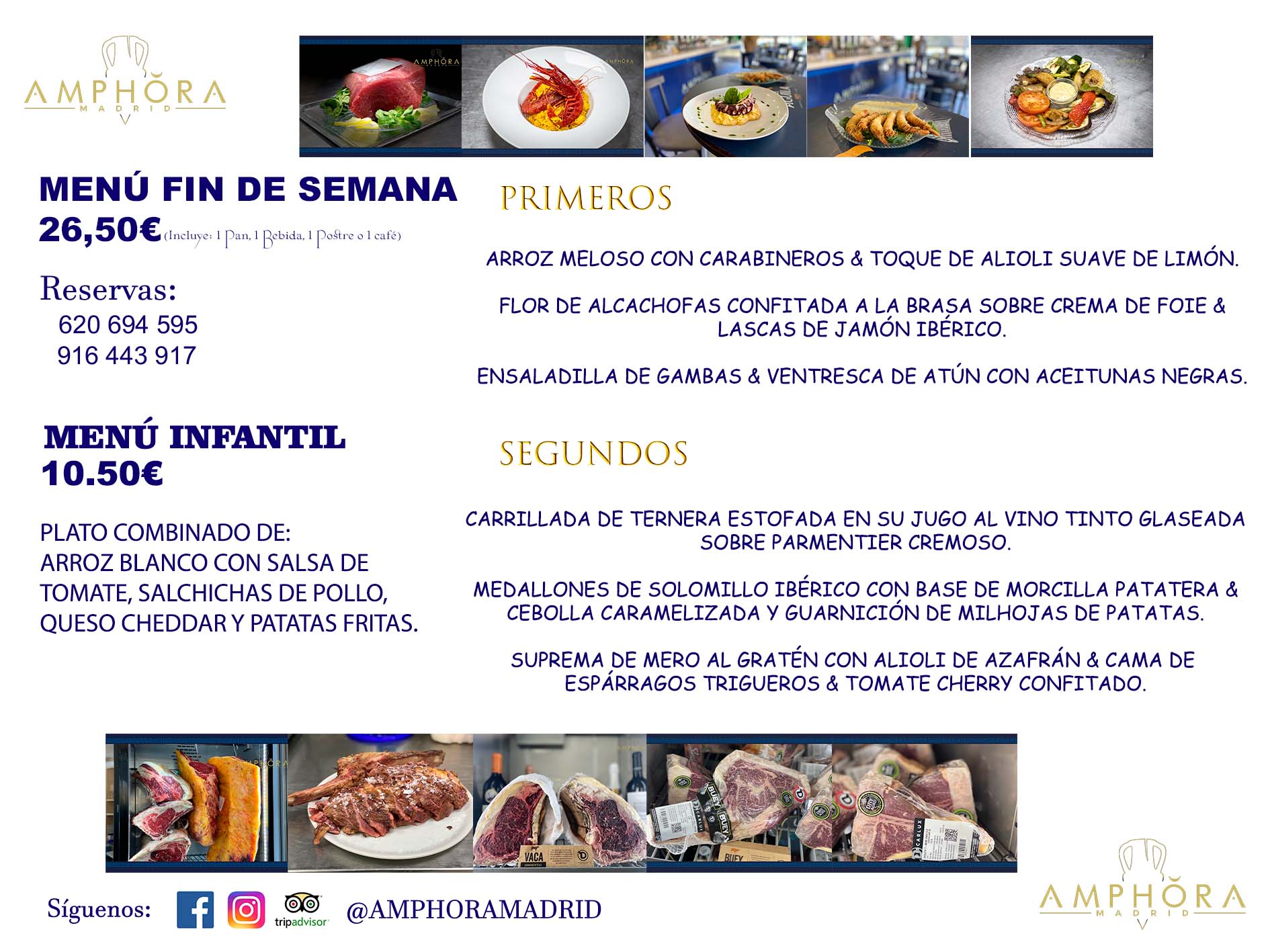 MENÚS FIN DE SEMANA ECONOMICOS DIARIOS MENÚ DEL DÍA SÁBADO 16 Y DOMINGO 17 DE JULIO DE 2022 ALCORCÓN RESTAURANTE AMPHORA TERRAZA ALCORCÓN MADRID Av. Leganés, 54 28923 · Alcorcón · Madrid · España 91 644 39 17 620 694 595 https://youtu.be/HeULHal1yEY (Vea aquí nuestras instalaciones) https://www.amphoramadrid.com RESTAURANTE AMPHORA TERRAZA ALCORCÓN. MENUS FIN DE SEMANA ALCORCÓN, MENÚS DIARIOS ECONÓMICOS EN ALCORCÓN, MEJORES RESTAURANTES EN ALCORCÓN, TERRAZAS ALCORCON, COMER Y CENAR EN TERRAZA EN ALCORCÓN, RESTAURANTES CON TERRAZA, MEJORES TERRAZAS ALCORCÓN, COMER EN ALCORCON, RESTAURANTES GOURMET ALCORCÓN, MENUS FIN DE SEMANA ECONOMICOS ALCORCON, COMER AL AIRE LIBRE, MENUS ECONOMICOS ALCORCON, UNO DE LOS MEJORES RESTAURANTES DE ALCORCÓN Y ZONA SUR DE MADRID EN CALIDAD PRECIO. RESTAURANTE AMPHORA TERRAZA, ES UN ESPACIO GOURMET DONDE PODRÁ DEGUSTAR DEL MEJOR PRODUCTO CON UNA ELABORACIÓN CUIDADA Y CREATIVA. ADEMÁS, PODRÁ DISFRUTAR DE TODO TIPO DE BEBIDAS PREMIUM PREPARADAS POR NUESTRO BARTENDER, VERMUTS DELICIOSOS Y CERVEZAS DE CALIDAD, YA SEA EN EN EL INTERIOR DE NUESTRO RESTAURANTE O EN NUESTRA MARAVILLOSA TERRAZA. SOMOS POSIBLEMENTE UNO DE LOS MEJORES RESTAURANTES DE LA ZONA SUR EN RELACIÓN CALIDAD, PRECIO Y DECORACIÓN. #AMPHORAMADRID #TERRAZASALCORCÓN #MENUDELDIA #COMERENTERRAZA #MADRID #ALCORCÓN #TERRAZA #MENÚSDELDÍAALCORCÓN #MENÚDELDÍARESTAURANTES #COMERENALCORCÓN #MEJORESRESTAURANTESALCORCÓN #MENÚSECONÓMICOS #RESTAURANTESRECOMENDABLES #RESTAURANTESGOURMET #MENÚSECONÓMICOSALCORCÓN #COMERALAIRELIBRE #COMIDASCENASTERRAZASALCORCON #MENÚSDIARIOSALCORCÓN #MENÚDELDÍAHOY #CENARENTERRAZA #TERRAZASCONENCANTO #RESTAURANTESCONTERRAZA #CENARENALCORCÓN #MEJORESRESTAURANTES #RESTAURANTESCOPASALCORCÓN #COPASPREMIUMALCORCÓN #VERMUTALCORCÓN #GASTROBARALCORCÓN #CARNEBUEYALCORCONPARRILLABRASA #MENUECONÓMICO #GASTROBAR #MEJORTERRAZADEALCORCÓN #MENÚSVIERNESALCORCÓN #MENÚSABADOALCORCÓN #MENÚSDOMINGOALCORCÓN #MENÚSLUNESALCORCÓN #MENÚSMARTESALCORCÓN #MENÚSMIÉRCOLESALCORCÓN #MENÚSJUEVESALCORCÓN MEJOR CARNE A LA PARRILLA ALCORCÓN TOMAHAWK CARNE BUEY AUTÉNTICO ALCORCÓN RESTAURANTES PREMIUN LUJO COMIDA CREATIVA ELABORADA RESTAURANTE AMPHORA TERRAZA EN ALCORCÓN (MADRID) GASTROBAR ALCORCÓN MENÚS ECONÓMICOS DIARIOS DEL DÍA MENUS FIN DE SEMANA DE CALIDAD MEJOR MENÚ FIN DE SEMANA ALCORCÓN COMER CENAR EN TERRAZA TERRAZAS ZONA SUR COMIDAS AIRE LIBRE MEJOR CARNE PARRILLA ALCORCÓN.