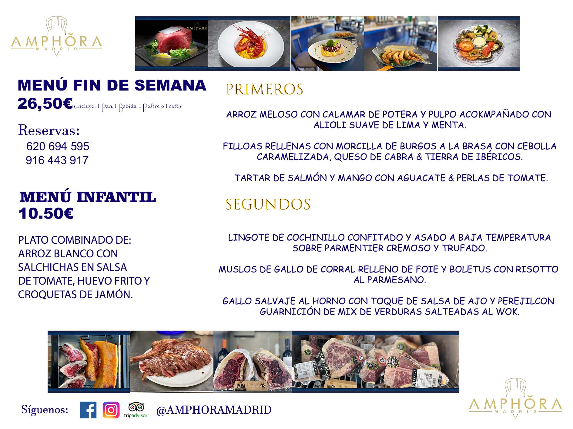 MENÚS FIN DE SEMANA ECONOMICOS DIARIOS MENÚ DEL DÍA SÁBADO 10 Y DOMINGO 11 DE SEPTIEMBRE DE 2022 ALCORCÓN RESTAURANTE AMPHORA TERRAZA ALCORCÓN MADRID Av. Leganés, 54 28923 · Alcorcón · Madrid · España 91 644 39 17 620 694 595 https://youtu.be/HeULHal1yEY (Vea aquí nuestras instalaciones) https://www.amphoramadrid.com RESTAURANTE AMPHORA TERRAZA ALCORCÓN. MENUS FIN DE SEMANA ALCORCÓN, MENÚS DIARIOS ECONÓMICOS EN ALCORCÓN, MEJORES RESTAURANTES EN ALCORCÓN, TERRAZAS ALCORCON, COMER Y CENAR EN TERRAZA EN ALCORCÓN, RESTAURANTES CON TERRAZA, MEJORES TERRAZAS ALCORCÓN, COMER EN ALCORCON, RESTAURANTES GOURMET ALCORCÓN, MENUS FIN DE SEMANA ECONOMICOS ALCORCON, COMER AL AIRE LIBRE, MENUS ECONOMICOS ALCORCON, UNO DE LOS MEJORES RESTAURANTES DE ALCORCÓN Y ZONA SUR DE MADRID EN CALIDAD PRECIO. RESTAURANTE AMPHORA TERRAZA, ES UN ESPACIO GOURMET DONDE PODRÁ DEGUSTAR DEL MEJOR PRODUCTO CON UNA ELABORACIÓN CUIDADA Y CREATIVA. ADEMÁS, PODRÁ DISFRUTAR DE TODO TIPO DE BEBIDAS PREMIUM PREPARADAS POR NUESTRO BARTENDER, VERMUTS DELICIOSOS Y CERVEZAS DE CALIDAD, YA SEA EN EN EL INTERIOR DE NUESTRO RESTAURANTE O EN NUESTRA MARAVILLOSA TERRAZA. SOMOS POSIBLEMENTE UNO DE LOS MEJORES RESTAURANTES DE LA ZONA SUR EN RELACIÓN CALIDAD, PRECIO Y DECORACIÓN. #AMPHORAMADRID #TERRAZASALCORCÓN #MENUDELDIA #COMERENTERRAZA #MADRID #ALCORCÓN #TERRAZA #MENÚSDELDÍAALCORCÓN #MENÚDELDÍARESTAURANTES #COMERENALCORCÓN #MEJORESRESTAURANTESALCORCÓN #MENÚSECONÓMICOS #RESTAURANTESRECOMENDABLES #RESTAURANTESGOURMET #MENÚSECONÓMICOSALCORCÓN #COMERALAIRELIBRE #COMIDASCENASTERRAZASALCORCON #MENÚSDIARIOSALCORCÓN #MENÚDELDÍAHOY #CENARENTERRAZA #TERRAZASCONENCANTO #RESTAURANTESCONTERRAZA #CENARENALCORCÓN #MEJORESRESTAURANTES #RESTAURANTESCOPASALCORCÓN #COPASPREMIUMALCORCÓN #VERMUTALCORCÓN #GASTROBARALCORCÓN #CARNEBUEYALCORCONPARRILLABRASA #MENUECONÓMICO #GASTROBAR #MEJORTERRAZADEALCORCÓN #MENÚSVIERNESALCORCÓN #MENÚSABADOALCORCÓN #MENÚSDOMINGOALCORCÓN #MENÚSLUNESALCORCÓN #MENÚSMARTESALCORCÓN #MENÚSMIÉRCOLESALCORCÓN #MENÚSJUEVESALCORCÓN MEJOR CARNE A LA PARRILLA ALCORCÓN TOMAHAWK CARNE BUEY AUTÉNTICO ALCORCÓN RESTAURANTES PREMIUN LUJO COMIDA CREATIVA ELABORADA RESTAURANTE AMPHORA TERRAZA EN ALCORCÓN (MADRID) GASTROBAR ALCORCÓN MENÚS ECONÓMICOS DIARIOS DEL DÍA MENUS FIN DE SEMANA DE CALIDAD MEJOR MENÚ FIN DE SEMANA ALCORCÓN COMER CENAR EN TERRAZA TERRAZAS ZONA SUR COMIDAS AIRE LIBRE MEJOR CARNE PARRILLA ALCORCÓN.