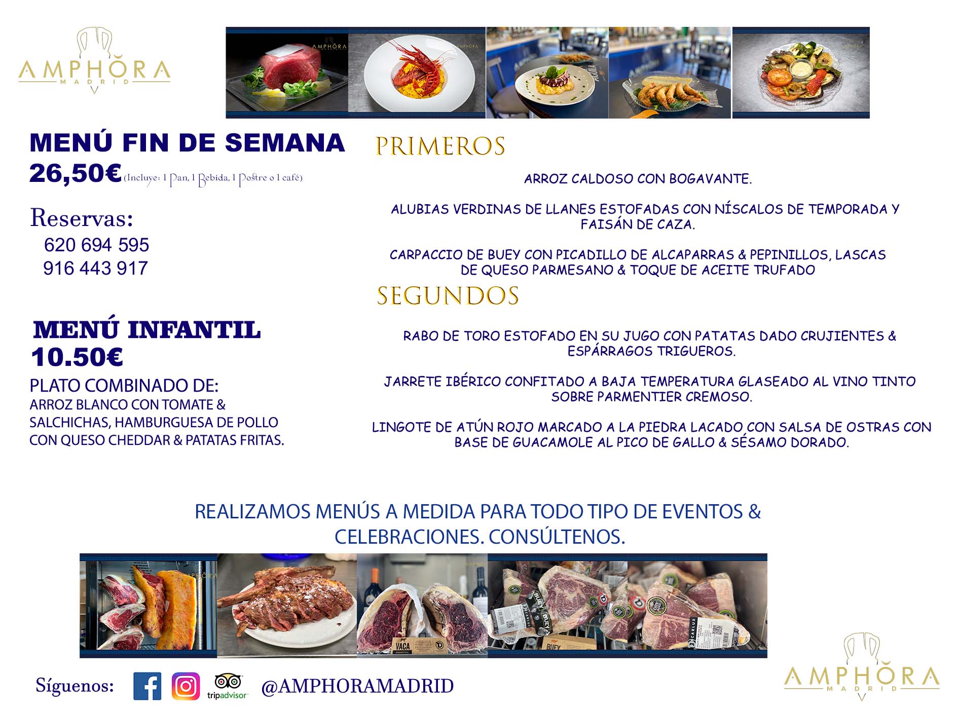 MENÚS FIN DE SEMANA ECONOMICOS DIARIOS MENÚ DEL DÍA SÁBADO 22 Y DOMINGO 23 DE OCTUBRE DE 2022 ALCORCÓN RESTAURANTE AMPHORA TERRAZA ALCORCÓN MADRID Av. Leganés, 54 28923 · Alcorcón · Madrid · España 91 644 39 17 620 694 595 https://youtu.be/HeULHal1yEY (Vea aquí nuestras instalaciones) https://www.amphoramadrid.com RESTAURANTE AMPHORA TERRAZA ALCORCÓN. MENUS FIN DE SEMANA ALCORCÓN, MENÚS DIARIOS ECONÓMICOS EN ALCORCÓN, MEJORES RESTAURANTES EN ALCORCÓN, TERRAZAS ALCORCON, COMER Y CENAR EN TERRAZA EN ALCORCÓN, RESTAURANTES CON TERRAZA, MEJORES TERRAZAS ALCORCÓN, COMER EN ALCORCON, RESTAURANTES GOURMET ALCORCÓN, MENUS FIN DE SEMANA ECONOMICOS ALCORCON, COMER AL AIRE LIBRE, MENUS ECONOMICOS ALCORCON, UNO DE LOS MEJORES RESTAURANTES DE ALCORCÓN Y ZONA SUR DE MADRID EN CALIDAD PRECIO. RESTAURANTE AMPHORA TERRAZA, ES UN ESPACIO GOURMET DONDE PODRÁ DEGUSTAR DEL MEJOR PRODUCTO CON UNA ELABORACIÓN CUIDADA Y CREATIVA. ADEMÁS, PODRÁ DISFRUTAR DE TODO TIPO DE BEBIDAS PREMIUM PREPARADAS POR NUESTRO BARTENDER, VERMUTS DELICIOSOS Y CERVEZAS DE CALIDAD, YA SEA EN EN EL INTERIOR DE NUESTRO RESTAURANTE O EN NUESTRA MARAVILLOSA TERRAZA. SOMOS POSIBLEMENTE UNO DE LOS MEJORES RESTAURANTES DE LA ZONA SUR EN RELACIÓN CALIDAD, PRECIO Y DECORACIÓN. #AMPHORAMADRID #TERRAZASALCORCÓN #MENUDELDIA #COMERENTERRAZA #MADRID #ALCORCÓN #TERRAZA #MENÚSDELDÍAALCORCÓN #MENÚDELDÍARESTAURANTES #COMERENALCORCÓN #MEJORESRESTAURANTESALCORCÓN #MENÚSECONÓMICOS #RESTAURANTESRECOMENDABLES #RESTAURANTESGOURMET #MENÚSECONÓMICOSALCORCÓN #COMERALAIRELIBRE #COMIDASCENASTERRAZASALCORCON #MENÚSDIARIOSALCORCÓN #MENÚDELDÍAHOY #CENARENTERRAZA #TERRAZASCONENCANTO #RESTAURANTESCONTERRAZA #CENARENALCORCÓN #MEJORESRESTAURANTES #RESTAURANTESCOPASALCORCÓN #COPASPREMIUMALCORCÓN #VERMUTALCORCÓN #GASTROBARALCORCÓN #CARNEBUEYALCORCONPARRILLABRASA #MENUECONÓMICO #GASTROBAR #MEJORTERRAZADEALCORCÓN #MENÚSVIERNESALCORCÓN #MENÚSABADOALCORCÓN #MENÚSDOMINGOALCORCÓN #MENÚSLUNESALCORCÓN #MENÚSMARTESALCORCÓN #MENÚSMIÉRCOLESALCORCÓN #MENÚSJUEVESALCORCÓN MEJOR CARNE A LA PARRILLA ALCORCÓN TOMAHAWK CARNE BUEY AUTÉNTICO ALCORCÓN RESTAURANTES PREMIUN LUJO COMIDA CREATIVA ELABORADA RESTAURANTE AMPHORA TERRAZA EN ALCORCÓN (MADRID) GASTROBAR ALCORCÓN MENÚS ECONÓMICOS DIARIOS DEL DÍA MENUS FIN DE SEMANA DE CALIDAD MEJOR MENÚ FIN DE SEMANA ALCORCÓN COMER CENAR EN TERRAZA TERRAZAS ZONA SUR COMIDAS AIRE LIBRE MEJOR CARNE PARRILLA ALCORCÓN. RESTAURANTES ALCORCÓN CELEBRACIONES EVENTOS CUMPLEAÑOS BODAS COMUNIONES BAUTIZOS, MENÚS ESPECIALES A MEDIDA PARA REUNIONES FAMILIARES EVENTOS CELEBRACIONES BODAS COMUNIONES BAUTIZOS EN ALCORCÓN, RESTAURANTES SALONES GRUPOS COMIDAS CENAS EN ALCORCÓN, RESTAURANTES COMIDAS CENAS EMPRESA ALCORCÓN MADRID, MEJORES TERRAZAS ALCORCÓN, MEJOR TERRAZA ALCORCÓN, RESTAURANTES SECRETOS CON ENCANTO EN MADRID, RESTAURANTES MENUS GRUPOS ESPECIALES COMIDAS CENAS EMPRESAS NAVIDADES ALCORCÓN.