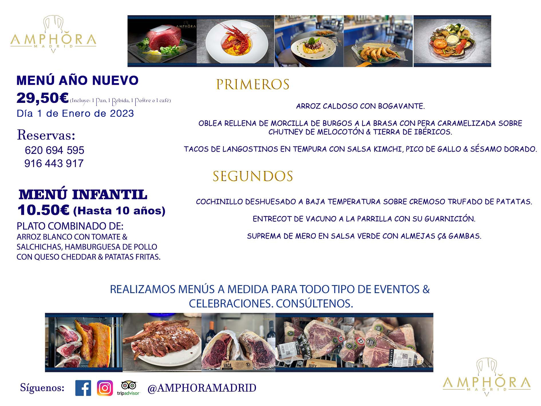 MENÚS FIN DE SEMANA DOMINGO 1 DE ENERO 2023 RESTAURANTE AMPHORA TERRAZA EN ALCORCÓN (DISPONEMOS DE UNA GRAN TERRAZA) Av. Leganés, 54 28923 · Alcorcón · Madrid · España. 91 644 39 17 620 694 595 También realizamos menús especiales a medida personalizados a grupos para todo tipo de eventos, como celebraciones, comidas o cenas de empresas, bautizos, bodas, cumpleaños, cenas o comidas de navidad 2022/2023, etc. Consúltenos o visite nuestras excelentes y amplias instalaciones y les prepararemos el menú más ajustado a sus necesidades y presupuesto. #RestaurantesEventos #RestaurantesMenúsCelebraciones #RestaurantesSalonesBodasBautizosComuniones #MenúsEspecialesparaEventosAlcorcón #MenúsCelebracionesAlcorcón #RestaurantesSalonesMenúsEspecialesGrupos #RestaurantesMenúsCumpleaños #ComidasCenasEmpresasAlcorcón #MenúsparaCenasComidasEventosEmpresasMadrid #MejoresTerrazasMadrid #MejorTerrazaAlcorcónMadrid #PresupuestosMenúsBodasComunionesBautizosAlcorcón #RestaurantesSecretosconEncantoMadrid #RestaurantesMenúsCenasComidasGruposEmpresasNavidadesAlcorcon #SalonesComidasCenasEmpresasAlcorcón #MenúsEventos #MenúsBodas #MenúsComuniones #MenúsCumpleaños #MenúsBautizos #MenúsEventosAlcorcón #MenúsBodasAlcorcón #MenúsComunionesAlcorcón #MenúsCumpleañosAlcorcón #MenúsBautizosAlcorcón #MenúsNavidadAlcorcón #MenúsComidasNavidad #MenúsCenasNavidad #SalonesEventosAlcorcón RESTAURANTES ALCORCÓN CELEBRACIONES EVENTOS CUMPLEAÑOS BODAS COMUNIONES BAUTIZOS, MENÚS ESPECIALES A MEDIDA PARA REUNIONES FAMILIARES EVENTOS CELEBRACIONES BODAS COMUNIONES BAUTIZOS EN ALCORCÓN, RESTAURANTES SALONES GRUPOS COMIDAS CENAS EN ALCORCÓN, RESTAURANTES COMIDAS CENAS EMPRESA ALCORCÓN MADRID, MEJORES TERRAZAS ALCORCÓN, MEJOR TERRAZA ALCORCÓN, RESTAURANTES SECRETOS CON ENCANTO EN MADRID, RESTAURANTES MENUS GRUPOS ESPECIALES COMIDAS CENAS EMPRESAS NAVIDADES ALCORCÓN, CONSÚLTE NUESTROS MENÚS A MEDIDA PARA EVENTOS - REALIZAMOS MENÚS A MEDIDA PARA BODAS, COMUNIONES, BAUTIZOS, CUMPLEAÑOS, CENAS COMIDAS DE EMPRESAS, ETC - NUESTRO RESTAURANTE DIPONE DE UNA EXTRAORDINARIA TERRAZA PARA TODO TIPO DE EVENTOS - NUESTROS SALONES INTERIORES SE ADAPTAN A TODO DE EVENTOS, YA SEAN PARTICULARES COMO DE EMPRESAS - RESTAURANTE PREPARADO PARA TODO TIPO DE EVENTOS DE CLIENTES DE LA ZONA SUR SUROESTE DE MADRID COMO ALCORCÓN MÓSTOLES FUENLABRADA VILLAVICIOSA DE ODÓN POZUELO DE ALARCÓN GETAFE LAS ROZAS MAJADAHONDA - UNO DE LOS MEJORES RESTAURANTES DE MADRID PARA COMER O CENAR A LA CARTA O CON NUESTROS MENÚS - CELEBRE CON NOSOTROS SUS REUNIONES FAMILIARES CUMPLEAÑOS BAUTIZOS COMUNIONES BODAS PRESENTACIONES ETC. PUES SERÁN UN ÉXITO - MEJORES RESTAURANTES SALONES CELEBRACIONES EN ALCORCÓN -RESTAURANTES MENUS GRUPOS COMIDAS CENAS REUNIONES EMPRESAS NAVIDADES 2022 2023 ALCORCÓN ZONA SUR MADRID.