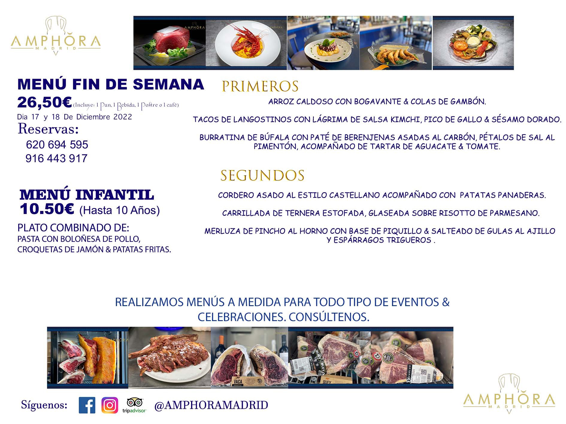 MENÚS FIN DE SEMANA SÁBADO 16 Y DOMINGO 17 DE DICIEMBRE RESTAURANTE AMPHORA TERRAZA EN ALCORCÓN (DISPONEMOS DE UNA GRAN TERRAZA) Av. Leganés, 54 28923 · Alcorcón · Madrid · España. 91 644 39 17 620 694 595 También realizamos menús especiales a medida personalizados a grupos para todo tipo de eventos, como celebraciones, comidas o cenas de empresas, bautizos, bodas, cumpleaños, cenas o comidas de navidad 2022/2023, etc. Consúltenos o visite nuestras excelentes y amplias instalaciones y les prepararemos el menú más ajustado a sus necesidades y presupuesto. #RestaurantesEventos #RestaurantesMenúsCelebraciones #RestaurantesSalonesBodasBautizosComuniones #MenúsEspecialesparaEventosAlcorcón #MenúsCelebracionesAlcorcón #RestaurantesSalonesMenúsEspecialesGrupos #RestaurantesMenúsCumpleaños #ComidasCenasEmpresasAlcorcón #MenúsparaCenasComidasEventosEmpresasMadrid #MejoresTerrazasMadrid #MejorTerrazaAlcorcónMadrid #PresupuestosMenúsBodasComunionesBautizosAlcorcón #RestaurantesSecretosconEncantoMadrid #RestaurantesMenúsCenasComidasGruposEmpresasNavidadesAlcorcon #SalonesComidasCenasEmpresasAlcorcón #MenúsEventos #MenúsBodas #MenúsComuniones #MenúsCumpleaños #MenúsBautizos #MenúsEventosAlcorcón #MenúsBodasAlcorcón #MenúsComunionesAlcorcón #MenúsCumpleañosAlcorcón #MenúsBautizosAlcorcón #MenúsNavidadAlcorcón #MenúsComidasNavidad #MenúsCenasNavidad #SalonesEventosAlcorcón RESTAURANTES ALCORCÓN CELEBRACIONES EVENTOS CUMPLEAÑOS BODAS COMUNIONES BAUTIZOS, MENÚS ESPECIALES A MEDIDA PARA REUNIONES FAMILIARES EVENTOS CELEBRACIONES BODAS COMUNIONES BAUTIZOS EN ALCORCÓN, RESTAURANTES SALONES GRUPOS COMIDAS CENAS EN ALCORCÓN, RESTAURANTES COMIDAS CENAS EMPRESA ALCORCÓN MADRID, MEJORES TERRAZAS ALCORCÓN, MEJOR TERRAZA ALCORCÓN, RESTAURANTES SECRETOS CON ENCANTO EN MADRID, RESTAURANTES MENUS GRUPOS ESPECIALES COMIDAS CENAS EMPRESAS NAVIDADES ALCORCÓN, CONSÚLTE NUESTROS MENÚS A MEDIDA PARA EVENTOS - REALIZAMOS MENÚS A MEDIDA PARA BODAS, COMUNIONES, BAUTIZOS, CUMPLEAÑOS, CENAS COMIDAS DE EMPRESAS, ETC - NUESTRO RESTAURANTE DIPONE DE UNA EXTRAORDINARIA TERRAZA PARA TODO TIPO DE EVENTOS - NUESTROS SALONES INTERIORES SE ADAPTAN A TODO DE EVENTOS, YA SEAN PARTICULARES COMO DE EMPRESAS - RESTAURANTE PREPARADO PARA TODO TIPO DE EVENTOS DE CLIENTES DE LA ZONA SUR SUROESTE DE MADRID COMO ALCORCÓN MÓSTOLES FUENLABRADA VILLAVICIOSA DE ODÓN POZUELO DE ALARCÓN GETAFE LAS ROZAS MAJADAHONDA - UNO DE LOS MEJORES RESTAURANTES DE MADRID PARA COMER O CENAR A LA CARTA O CON NUESTROS MENÚS - CELEBRE CON NOSOTROS SUS REUNIONES FAMILIARES CUMPLEAÑOS BAUTIZOS COMUNIONES BODAS PRESENTACIONES ETC. PUES SERÁN UN ÉXITO - MEJORES RESTAURANTES SALONES CELEBRACIONES EN ALCORCÓN -RESTAURANTES MENUS GRUPOS COMIDAS CENAS REUNIONES EMPRESAS NAVIDADES 2022 2023 ALCORCÓN ZONA SUR MADRID.