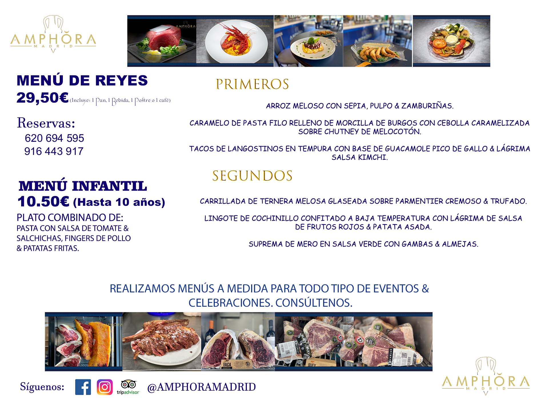 MENÚ ESPECIAL DÍA DE REYES MENÚS FIN DE SEMANA VIERNES 6 DE ENERO DE 2023 COMIDA NOCHEVIEJA RESTAURANTE AMPHORA TERRAZA EN ALCORCÓN (DISPONEMOS DE UNA GRAN TERRAZA) Av. Leganés, 54 28923 · Alcorcón · Madrid · España. 91 644 39 17 620 694 595 También realizamos menús especiales a medida personalizados a grupos para todo tipo de eventos, como celebraciones, comidas o cenas de empresas, bautizos, bodas, cumpleaños, cenas o comidas de navidad 2022/2023, etc. Consúltenos o visite nuestras excelentes y amplias instalaciones y les prepararemos el menú más ajustado a sus necesidades y presupuesto. #RestaurantesEventos #RestaurantesMenúsCelebraciones #RestaurantesSalonesBodasBautizosComuniones #MenúsEspecialesparaEventosAlcorcón #MenúsCelebracionesAlcorcón #RestaurantesSalonesMenúsEspecialesGrupos #RestaurantesMenúsCumpleaños #ComidasCenasEmpresasAlcorcón #MenúsparaCenasComidasEventosEmpresasMadrid #MejoresTerrazasMadrid #MejorTerrazaAlcorcónMadrid #PresupuestosMenúsBodasComunionesBautizosAlcorcón #RestaurantesSecretosconEncantoMadrid #RestaurantesMenúsCenasComidasGruposEmpresasNavidadesAlcorcon #SalonesComidasCenasEmpresasAlcorcón #MenúsEventos #MenúsBodas #MenúsComuniones #MenúsCumpleaños #MenúsBautizos #MenúsEventosAlcorcón #MenúsBodasAlcorcón #MenúsComunionesAlcorcón #MenúsCumpleañosAlcorcón #MenúsBautizosAlcorcón #MenúsNavidadAlcorcón #MenúsComidasNavidad #MenúsCenasNavidad #SalonesEventosAlcorcón RESTAURANTES ALCORCÓN CELEBRACIONES EVENTOS CUMPLEAÑOS BODAS COMUNIONES BAUTIZOS, MENÚS ESPECIALES A MEDIDA PARA REUNIONES FAMILIARES EVENTOS CELEBRACIONES BODAS COMUNIONES BAUTIZOS EN ALCORCÓN, RESTAURANTES SALONES GRUPOS COMIDAS CENAS EN ALCORCÓN, RESTAURANTES COMIDAS CENAS EMPRESA ALCORCÓN MADRID, MEJORES TERRAZAS ALCORCÓN, MEJOR TERRAZA ALCORCÓN, RESTAURANTES SECRETOS CON ENCANTO EN MADRID, RESTAURANTES MENUS GRUPOS ESPECIALES COMIDAS CENAS EMPRESAS NAVIDADES ALCORCÓN, CONSÚLTE NUESTROS MENÚS A MEDIDA PARA EVENTOS - REALIZAMOS MENÚS A MEDIDA PARA BODAS, COMUNIONES, BAUTIZOS, CUMPLEAÑOS, CENAS COMIDAS DE EMPRESAS, ETC - NUESTRO RESTAURANTE DIPONE DE UNA EXTRAORDINARIA TERRAZA PARA TODO TIPO DE EVENTOS - NUESTROS SALONES INTERIORES SE ADAPTAN A TODO DE EVENTOS, YA SEAN PARTICULARES COMO DE EMPRESAS - RESTAURANTE PREPARADO PARA TODO TIPO DE EVENTOS DE CLIENTES DE LA ZONA SUR SUROESTE DE MADRID COMO ALCORCÓN MÓSTOLES FUENLABRADA VILLAVICIOSA DE ODÓN POZUELO DE ALARCÓN GETAFE LAS ROZAS MAJADAHONDA - UNO DE LOS MEJORES RESTAURANTES DE MADRID PARA COMER O CENAR A LA CARTA O CON NUESTROS MENÚS - CELEBRE CON NOSOTROS SUS REUNIONES FAMILIARES CUMPLEAÑOS BAUTIZOS COMUNIONES BODAS PRESENTACIONES ETC. PUES SERÁN UN ÉXITO - MEJORES RESTAURANTES SALONES CELEBRACIONES EN ALCORCÓN -RESTAURANTES MENUS GRUPOS COMIDAS CENAS REUNIONES EMPRESAS NAVIDADES 2022 2023 ALCORCÓN ZONA SUR MADRID.