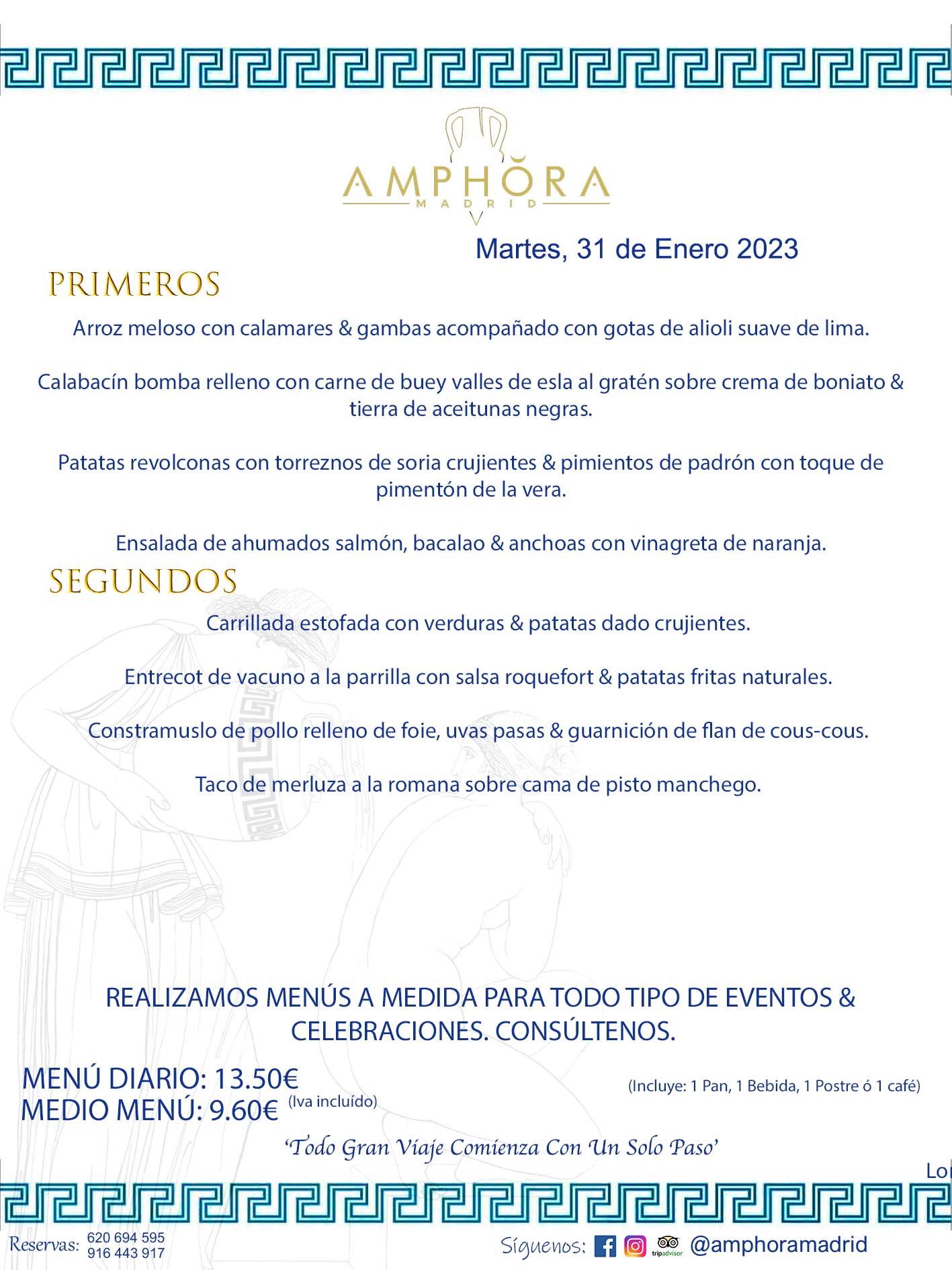 MENU DEL MARTES DÍA 31 DE ENERO DE 2023 MENÚS DIARIOS MEJORES MENÚS RESTAURANTES ALCORCÓN RESTAURANTE AMPHORA TERRAZA EN ALCORCÓN (DISPONEMOS DE UNA GRAN TERRAZA) Av. Leganés, 54 28923 · Alcorcón · Madrid · España. 91 644 39 17 620 694 595 También realizamos menús especiales a medida personalizados a grupos para todo tipo de eventos, como celebraciones, comidas o cenas de empresas, bautizos, bodas, cumpleaños, cenas o comidas de navidad 2022/2023, etc. Consúltenos o visite nuestras excelentes y amplias instalaciones y les prepararemos el menú más ajustado a sus necesidades y presupuesto. #RestaurantesEventos #RestaurantesMenúsCelebraciones #RestaurantesSalonesBodasBautizosComuniones #MenúsEspecialesparaEventosAlcorcón #MenúsCelebracionesAlcorcón #RestaurantesSalonesMenúsEspecialesGrupos #RestaurantesMenúsCumpleaños #ComidasCenasEmpresasAlcorcón #MenúsparaCenasComidasEventosEmpresasMadrid #MejoresTerrazasMadrid #MejorTerrazaAlcorcónMadrid #PresupuestosMenúsBodasComunionesBautizosAlcorcón #RestaurantesSecretosconEncantoMadrid #RestaurantesMenúsCenasComidasGruposEmpresasNavidadesAlcorcon #SalonesComidasCenasEmpresasAlcorcón #MenúsEventos #MenúsBodas #MenúsComuniones #MenúsCumpleaños #MenúsBautizos #MenúsEventosAlcorcón #MenúsBodasAlcorcón #MenúsComunionesAlcorcón #MenúsCumpleañosAlcorcón #MenúsBautizosAlcorcón #MenúsNavidadAlcorcón #MenúsComidasNavidad #MenúsCenasNavidad #SalonesEventosAlcorcón RESTAURANTES ALCORCÓN CELEBRACIONES EVENTOS CUMPLEAÑOS BODAS COMUNIONES BAUTIZOS, MENÚS ESPECIALES A MEDIDA PARA REUNIONES FAMILIARES EVENTOS CELEBRACIONES BODAS COMUNIONES BAUTIZOS EN ALCORCÓN, RESTAURANTES SALONES GRUPOS COMIDAS CENAS EN ALCORCÓN, RESTAURANTES COMIDAS CENAS EMPRESA ALCORCÓN MADRID, MEJORES TERRAZAS ALCORCÓN, MEJOR TERRAZA ALCORCÓN, RESTAURANTES SECRETOS CON ENCANTO EN MADRID, RESTAURANTES MENUS GRUPOS ESPECIALES COMIDAS CENAS EMPRESAS NAVIDADES ALCORCÓN, CONSÚLTE NUESTROS MENÚS A MEDIDA PARA EVENTOS - REALIZAMOS MENÚS A MEDIDA PARA BODAS, COMUNIONES, BAUTIZOS, CUMPLEAÑOS, CENAS COMIDAS DE EMPRESAS, ETC - NUESTRO RESTAURANTE DIPONE DE UNA EXTRAORDINARIA TERRAZA PARA TODO TIPO DE EVENTOS - NUESTROS SALONES INTERIORES SE ADAPTAN A TODO DE EVENTOS, YA SEAN PARTICULARES COMO DE EMPRESAS - RESTAURANTE PREPARADO PARA TODO TIPO DE EVENTOS DE CLIENTES DE LA ZONA SUR SUROESTE DE MADRID COMO ALCORCÓN MÓSTOLES FUENLABRADA VILLAVICIOSA DE ODÓN POZUELO DE ALARCÓN GETAFE LAS ROZAS MAJADAHONDA - UNO DE LOS MEJORES RESTAURANTES DE MADRID PARA COMER O CENAR A LA CARTA O CON NUESTROS MENÚS - CELEBRE CON NOSOTROS SUS REUNIONES FAMILIARES CUMPLEAÑOS BAUTIZOS COMUNIONES BODAS PRESENTACIONES ETC. PUES SERÁN UN ÉXITO - MEJORES RESTAURANTES SALONES CELEBRACIONES EN ALCORCÓN -RESTAURANTES MENUS GRUPOS COMIDAS CENAS REUNIONES EMPRESAS NAVIDADES 2022 2023 ALCORCÓN ZONA SUR MADRID.