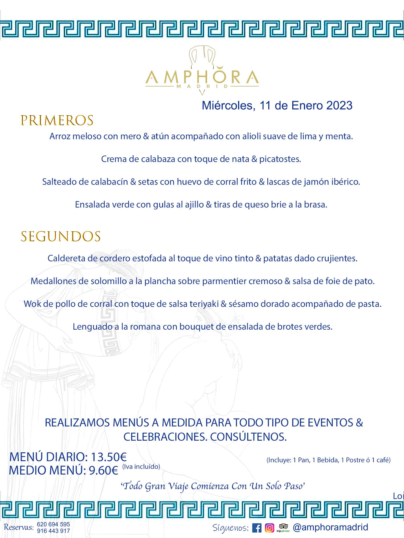 MENU DEL MIÉRCOLES DÍA 11 DE ENERO DE 2023 MENÚS DIARIOS MEJORES MENÚS RESTAURANTES ALCORCÓN RESTAURANTE AMPHORA TERRAZA EN ALCORCÓN (DISPONEMOS DE UNA GRAN TERRAZA) Av. Leganés, 54 28923 · Alcorcón · Madrid · España. 91 644 39 17 620 694 595 También realizamos menús especiales a medida personalizados a grupos para todo tipo de eventos, como celebraciones, comidas o cenas de empresas, bautizos, bodas, cumpleaños, cenas o comidas de navidad 2022/2023, etc. Consúltenos o visite nuestras excelentes y amplias instalaciones y les prepararemos el menú más ajustado a sus necesidades y presupuesto. #RestaurantesEventos #RestaurantesMenúsCelebraciones #RestaurantesSalonesBodasBautizosComuniones #MenúsEspecialesparaEventosAlcorcón #MenúsCelebracionesAlcorcón #RestaurantesSalonesMenúsEspecialesGrupos #RestaurantesMenúsCumpleaños #ComidasCenasEmpresasAlcorcón #MenúsparaCenasComidasEventosEmpresasMadrid #MejoresTerrazasMadrid #MejorTerrazaAlcorcónMadrid #PresupuestosMenúsBodasComunionesBautizosAlcorcón #RestaurantesSecretosconEncantoMadrid #RestaurantesMenúsCenasComidasGruposEmpresasNavidadesAlcorcon #SalonesComidasCenasEmpresasAlcorcón #MenúsEventos #MenúsBodas #MenúsComuniones #MenúsCumpleaños #MenúsBautizos #MenúsEventosAlcorcón #MenúsBodasAlcorcón #MenúsComunionesAlcorcón #MenúsCumpleañosAlcorcón #MenúsBautizosAlcorcón #MenúsNavidadAlcorcón #MenúsComidasNavidad #MenúsCenasNavidad #SalonesEventosAlcorcón RESTAURANTES ALCORCÓN CELEBRACIONES EVENTOS CUMPLEAÑOS BODAS COMUNIONES BAUTIZOS, MENÚS ESPECIALES A MEDIDA PARA REUNIONES FAMILIARES EVENTOS CELEBRACIONES BODAS COMUNIONES BAUTIZOS EN ALCORCÓN, RESTAURANTES SALONES GRUPOS COMIDAS CENAS EN ALCORCÓN, RESTAURANTES COMIDAS CENAS EMPRESA ALCORCÓN MADRID, MEJORES TERRAZAS ALCORCÓN, MEJOR TERRAZA ALCORCÓN, RESTAURANTES SECRETOS CON ENCANTO EN MADRID, RESTAURANTES MENUS GRUPOS ESPECIALES COMIDAS CENAS EMPRESAS NAVIDADES ALCORCÓN, CONSÚLTE NUESTROS MENÚS A MEDIDA PARA EVENTOS - REALIZAMOS MENÚS A MEDIDA PARA BODAS, COMUNIONES, BAUTIZOS, CUMPLEAÑOS, CENAS COMIDAS DE EMPRESAS, ETC - NUESTRO RESTAURANTE DIPONE DE UNA EXTRAORDINARIA TERRAZA PARA TODO TIPO DE EVENTOS - NUESTROS SALONES INTERIORES SE ADAPTAN A TODO DE EVENTOS, YA SEAN PARTICULARES COMO DE EMPRESAS - RESTAURANTE PREPARADO PARA TODO TIPO DE EVENTOS DE CLIENTES DE LA ZONA SUR SUROESTE DE MADRID COMO ALCORCÓN MÓSTOLES FUENLABRADA VILLAVICIOSA DE ODÓN POZUELO DE ALARCÓN GETAFE LAS ROZAS MAJADAHONDA - UNO DE LOS MEJORES RESTAURANTES DE MADRID PARA COMER O CENAR A LA CARTA O CON NUESTROS MENÚS - CELEBRE CON NOSOTROS SUS REUNIONES FAMILIARES CUMPLEAÑOS BAUTIZOS COMUNIONES BODAS PRESENTACIONES ETC. PUES SERÁN UN ÉXITO - MEJORES RESTAURANTES SALONES CELEBRACIONES EN ALCORCÓN -RESTAURANTES MENUS GRUPOS COMIDAS CENAS REUNIONES EMPRESAS NAVIDADES 2022 2023 ALCORCÓN ZONA SUR MADRID.