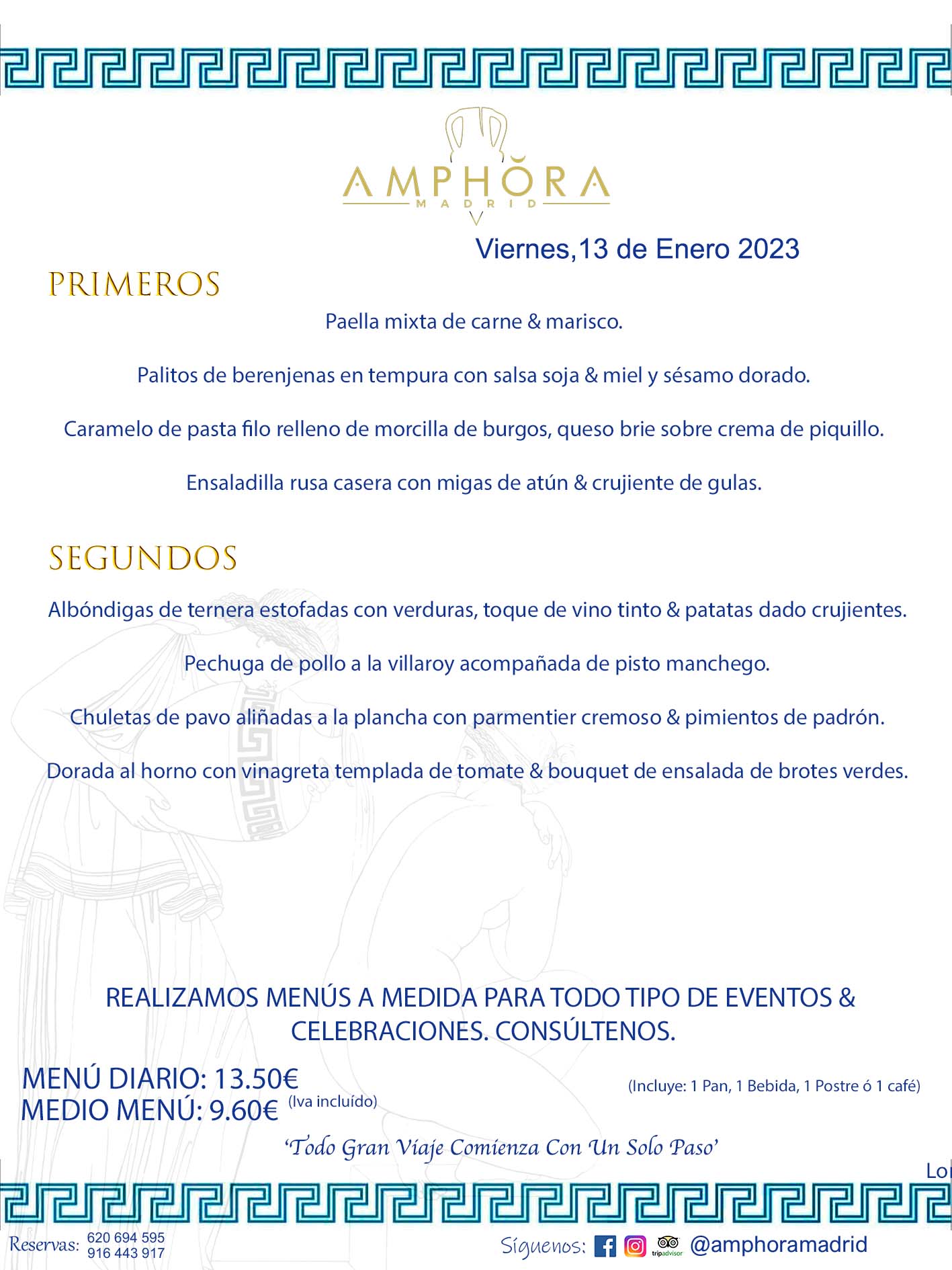 MENU DEL VIERNES DÍA 13 DE ENERO DE 2023 MENÚS DIARIOS MEJORES MENÚS RESTAURANTES ALCORCÓN RESTAURANTE AMPHORA TERRAZA EN ALCORCÓN (DISPONEMOS DE UNA GRAN TERRAZA) Av. Leganés, 54 28923 · Alcorcón · Madrid · España. 91 644 39 17 620 694 595 También realizamos menús especiales a medida personalizados a grupos para todo tipo de eventos, como celebraciones, comidas o cenas de empresas, bautizos, bodas, cumpleaños, cenas o comidas de navidad 2022/2023, etc. Consúltenos o visite nuestras excelentes y amplias instalaciones y les prepararemos el menú más ajustado a sus necesidades y presupuesto. #RestaurantesEventos #RestaurantesMenúsCelebraciones #RestaurantesSalonesBodasBautizosComuniones #MenúsEspecialesparaEventosAlcorcón #MenúsCelebracionesAlcorcón #RestaurantesSalonesMenúsEspecialesGrupos #RestaurantesMenúsCumpleaños #ComidasCenasEmpresasAlcorcón #MenúsparaCenasComidasEventosEmpresasMadrid #MejoresTerrazasMadrid #MejorTerrazaAlcorcónMadrid #PresupuestosMenúsBodasComunionesBautizosAlcorcón #RestaurantesSecretosconEncantoMadrid #RestaurantesMenúsCenasComidasGruposEmpresasNavidadesAlcorcon #SalonesComidasCenasEmpresasAlcorcón #MenúsEventos #MenúsBodas #MenúsComuniones #MenúsCumpleaños #MenúsBautizos #MenúsEventosAlcorcón #MenúsBodasAlcorcón #MenúsComunionesAlcorcón #MenúsCumpleañosAlcorcón #MenúsBautizosAlcorcón #MenúsNavidadAlcorcón #MenúsComidasNavidad #MenúsCenasNavidad #SalonesEventosAlcorcón RESTAURANTES ALCORCÓN CELEBRACIONES EVENTOS CUMPLEAÑOS BODAS COMUNIONES BAUTIZOS, MENÚS ESPECIALES A MEDIDA PARA REUNIONES FAMILIARES EVENTOS CELEBRACIONES BODAS COMUNIONES BAUTIZOS EN ALCORCÓN, RESTAURANTES SALONES GRUPOS COMIDAS CENAS EN ALCORCÓN, RESTAURANTES COMIDAS CENAS EMPRESA ALCORCÓN MADRID, MEJORES TERRAZAS ALCORCÓN, MEJOR TERRAZA ALCORCÓN, RESTAURANTES SECRETOS CON ENCANTO EN MADRID, RESTAURANTES MENUS GRUPOS ESPECIALES COMIDAS CENAS EMPRESAS NAVIDADES ALCORCÓN, CONSÚLTE NUESTROS MENÚS A MEDIDA PARA EVENTOS - REALIZAMOS MENÚS A MEDIDA PARA BODAS, COMUNIONES, BAUTIZOS, CUMPLEAÑOS, CENAS COMIDAS DE EMPRESAS, ETC - NUESTRO RESTAURANTE DIPONE DE UNA EXTRAORDINARIA TERRAZA PARA TODO TIPO DE EVENTOS - NUESTROS SALONES INTERIORES SE ADAPTAN A TODO DE EVENTOS, YA SEAN PARTICULARES COMO DE EMPRESAS - RESTAURANTE PREPARADO PARA TODO TIPO DE EVENTOS DE CLIENTES DE LA ZONA SUR SUROESTE DE MADRID COMO ALCORCÓN MÓSTOLES FUENLABRADA VILLAVICIOSA DE ODÓN POZUELO DE ALARCÓN GETAFE LAS ROZAS MAJADAHONDA - UNO DE LOS MEJORES RESTAURANTES DE MADRID PARA COMER O CENAR A LA CARTA O CON NUESTROS MENÚS - CELEBRE CON NOSOTROS SUS REUNIONES FAMILIARES CUMPLEAÑOS BAUTIZOS COMUNIONES BODAS PRESENTACIONES ETC. PUES SERÁN UN ÉXITO - MEJORES RESTAURANTES SALONES CELEBRACIONES EN ALCORCÓN -RESTAURANTES MENUS GRUPOS COMIDAS CENAS REUNIONES EMPRESAS NAVIDADES 2022 2023 ALCORCÓN ZONA SUR MADRID.