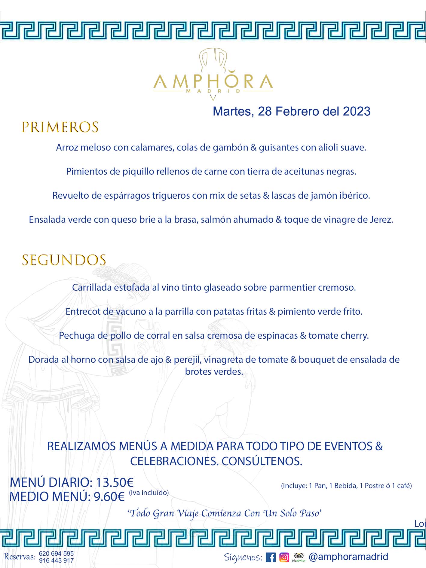 MENU DEL MARTES DÍA 28 DE FEBRERO DE 2023 MENÚS DIARIOS MEJORES MENÚS RESTAURANTES ALCORCÓN RESTAURANTE AMPHORA TERRAZA EN ALCORCÓN (DISPONEMOS DE UNA GRAN TERRAZA) Av. Leganés, 54 28923 · Alcorcón · Madrid · España. 91 644 39 17 620 694 595 También realizamos menús especiales a medida personalizados a grupos para todo tipo de eventos, como celebraciones, comidas o cenas de empresas, bautizos, bodas, cumpleaños, cenas o comidas de navidad 2023 2024, etc. Consúltenos o visite nuestras excelentes y amplias instalaciones y les prepararemos el menú más ajustado a sus necesidades y presupuesto.   #RestaurantesEventos #RestaurantesMenúsCelebraciones #RestaurantesSalonesBodasBautizosComuniones #MenúsEspecialesparaEventosAlcorcón #MenúsCelebracionesAlcorcón #RestaurantesSalonesMenúsEspecialesGrupos #RestaurantesMenúsCumpleaños #ComidasCenasEmpresasAlcorcón #MenúsparaCenasComidasEventosEmpresasMadrid #MejoresTerrazasMadrid #MejorTerrazaAlcorcónMadrid #PresupuestosMenúsBodasComunionesBautizosAlcorcón #RestaurantesSecretosconEncantoMadrid #RestaurantesMenúsCenasComidasGruposEmpresasNavidadesAlcorcon #SalonesComidasCenasEmpresasAlcorcón #MenúsEventos #MenúsBodas #MenúsComuniones #MenúsCumpleaños #MenúsBautizos #MenúsEventosAlcorcón #MenúsBodasAlcorcón #MenúsComunionesAlcorcón #MenúsCumpleañosAlcorcón #MenúsBautizosAlcorcón #MenúsNavidadAlcorcón #MenúsComidasNavidad #MenúsCenasNavidad #SalonesEventosAlcorcón   RESTAURANTES ALCORCÓN CELEBRACIONES EVENTOS CUMPLEAÑOS BODAS COMUNIONES BAUTIZOS, MENÚS ESPECIALES A MEDIDA PARA REUNIONES FAMILIARES EVENTOS CELEBRACIONES BODAS COMUNIONES BAUTIZOS EN ALCORCÓN, RESTAURANTES SALONES GRUPOS COMIDAS CENAS EN ALCORCÓN, RESTAURANTES COMIDAS CENAS EMPRESA ALCORCÓN MADRID, MEJORES TERRAZAS ALCORCÓN, MEJOR TERRAZA ALCORCÓN, RESTAURANTES SECRETOS CON ENCANTO EN MADRID, RESTAURANTES MENUS GRUPOS ESPECIALES COMIDAS CENAS EMPRESAS NAVIDADES ALCORCÓN, CONSÚLTE NUESTROS MENÚS A MEDIDA PARA EVENTOS - REALIZAMOS MENÚS A MEDIDA PARA BODAS, COMUNIONES, BAUTIZOS, CUMPLEAÑOS, CENAS COMIDAS DE EMPRESAS, ETC - NUESTRO RESTAURANTE DIPONE DE UNA EXTRAORDINARIA TERRAZA PARA TODO TIPO DE EVENTOS - NUESTROS SALONES INTERIORES SE ADAPTAN A TODO DE EVENTOS, YA SEAN PARTICULARES COMO DE EMPRESAS - RESTAURANTE PREPARADO PARA TODO TIPO DE EVENTOS DE CLIENTES DE LA ZONA SUR SUROESTE DE MADRID COMO ALCORCÓN MÓSTOLES FUENLABRADA VILLAVICIOSA DE ODÓN POZUELO DE ALARCÓN GETAFE LAS ROZAS MAJADAHONDA - UNO DE LOS MEJORES RESTAURANTES DE MADRID PARA COMER O CENAR A LA CARTA O CON NUESTROS MENÚS - CELEBRE CON NOSOTROS SUS REUNIONES FAMILIARES CUMPLEAÑOS BAUTIZOS COMUNIONES BODAS PRESENTACIONES ETC. PUES SERÁN UN ÉXITO - MEJORES RESTAURANTES SALONES CELEBRACIONES EN ALCORCÓN -RESTAURANTES MENUS GRUPOS COMIDAS CENAS REUNIONES EMPRESAS NAVIDADES 2023 2024 ALCORCÓN ZONA SUR MADRID.