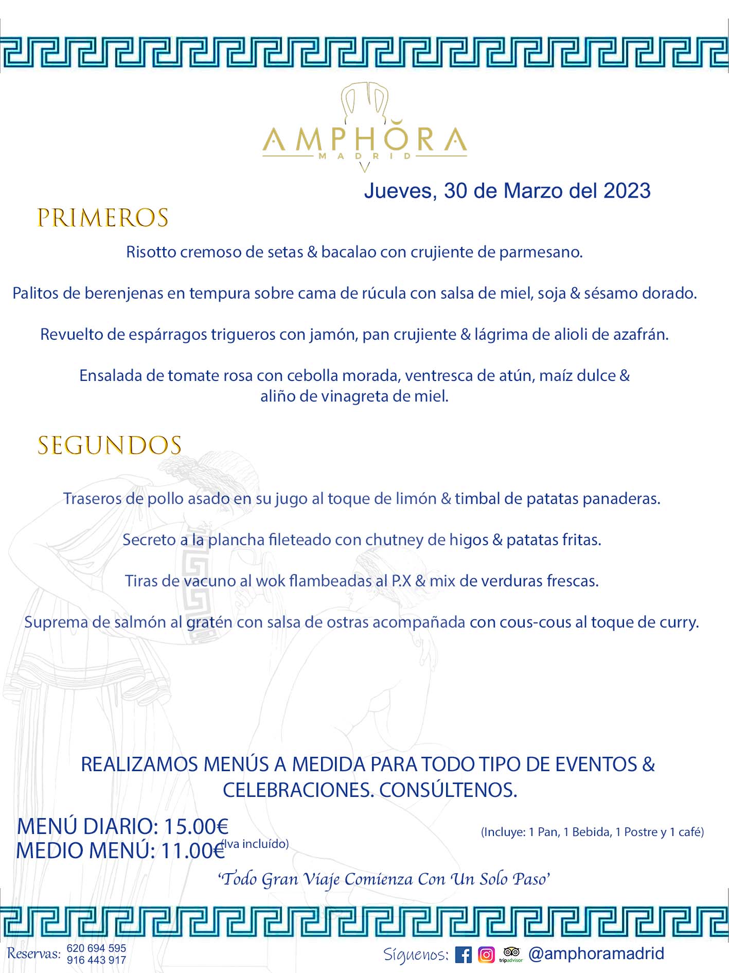 MENÚS DEL DÍA ALCORCÓN MENÚ DEL JUEVES 30 DE MARZO DE 2023 MENÚS DIARIOS MEJORES MENÚS RESTAURANTES ALCORCÓN RESTAURANTE AMPHORA TERRAZA EN ALCORCÓN (DISPONEMOS DE UNA GRAN TERRAZA) Av. Leganés, 54 28923 · Alcorcón · Madrid · España. 91 644 39 17 620 694 595 También realizamos menús especiales a medida personalizados a grupos para todo tipo de eventos, como celebraciones, comidas o cenas de empresas, bautizos, bodas, cumpleaños, cenas o comidas de navidad 2023 2024, etc. Consúltenos o visite nuestras excelentes y amplias instalaciones y les prepararemos el menú más ajustado a sus necesidades y presupuesto. #RestaurantesEventos #RestaurantesMenúsCelebraciones #RestaurantesSalonesBodasBautizosComuniones #MenúsEspecialesparaEventosAlcorcón #MenúsCelebracionesAlcorcón #RestaurantesSalonesMenúsEspecialesGrupos #RestaurantesMenúsCumpleaños #ComidasCenasEmpresasAlcorcón #MenúsparaCenasComidasEventosEmpresasMadrid #MejoresTerrazasMadrid #MejorTerrazaAlcorcónMadrid #PresupuestosMenúsBodasComunionesBautizosAlcorcón #RestaurantesSecretosconEncantoMadrid #RestaurantesMenúsCenasComidasGruposEmpresasNavidadesAlcorcon #SalonesComidasCenasEmpresasAlcorcón #MenúsEventos #MenúsBodas #MenúsComuniones #MenúsCumpleaños #MenúsBautizos #MenúsEventosAlcorcón #MenúsBodasAlcorcón #MenúsComunionesAlcorcón #MenúsCumpleañosAlcorcón #MenúsBautizosAlcorcón #MenúsNavidadAlcorcón #MenúsComidasNavidad #MenúsCenasNavidad #SalonesEventosAlcorcón RESTAURANTES ALCORCÓN CELEBRACIONES EVENTOS CUMPLEAÑOS BODAS COMUNIONES BAUTIZOS, MENÚS ESPECIALES A MEDIDA PARA REUNIONES FAMILIARES EVENTOS CELEBRACIONES BODAS COMUNIONES BAUTIZOS EN ALCORCÓN, RESTAURANTES SALONES GRUPOS COMIDAS CENAS EN ALCORCÓN, RESTAURANTES COMIDAS CENAS EMPRESA ALCORCÓN MADRID, MEJORES TERRAZAS ALCORCÓN, MEJOR TERRAZA ALCORCÓN, RESTAURANTES SECRETOS CON ENCANTO EN MADRID, RESTAURANTES MENUS GRUPOS ESPECIALES COMIDAS CENAS EMPRESAS NAVIDADES ALCORCÓN, CONSÚLTE NUESTROS MENÚS A MEDIDA PARA EVENTOS - REALIZAMOS MENÚS A MEDIDA PARA BODAS, COMUNIONES, BAUTIZOS, CUMPLEAÑOS, CENAS COMIDAS DE EMPRESAS, ETC - NUESTRO RESTAURANTE DIPONE DE UNA EXTRAORDINARIA TERRAZA PARA TODO TIPO DE EVENTOS - NUESTROS SALONES INTERIORES SE ADAPTAN A TODO DE EVENTOS, YA SEAN PARTICULARES COMO DE EMPRESAS - RESTAURANTE PREPARADO PARA TODO TIPO DE EVENTOS DE CLIENTES DE LA ZONA SUR SUROESTE DE MADRID COMO ALCORCÓN MÓSTOLES FUENLABRADA VILLAVICIOSA DE ODÓN POZUELO DE ALARCÓN GETAFE LAS ROZAS MAJADAHONDA - UNO DE LOS MEJORES RESTAURANTES DE MADRID PARA COMER O CENAR A LA CARTA O CON NUESTROS MENÚS - CELEBRE CON NOSOTROS SUS REUNIONES FAMILIARES CUMPLEAÑOS BAUTIZOS COMUNIONES BODAS PRESENTACIONES ETC. PUES SERÁN UN ÉXITO - MEJORES RESTAURANTES SALONES CELEBRACIONES EN ALCORCÓN -RESTAURANTES MENUS GRUPOS COMIDAS CENAS REUNIONES EMPRESAS NAVIDADES 2023 2024 ALCORCÓN ZONA SUR MADRID.