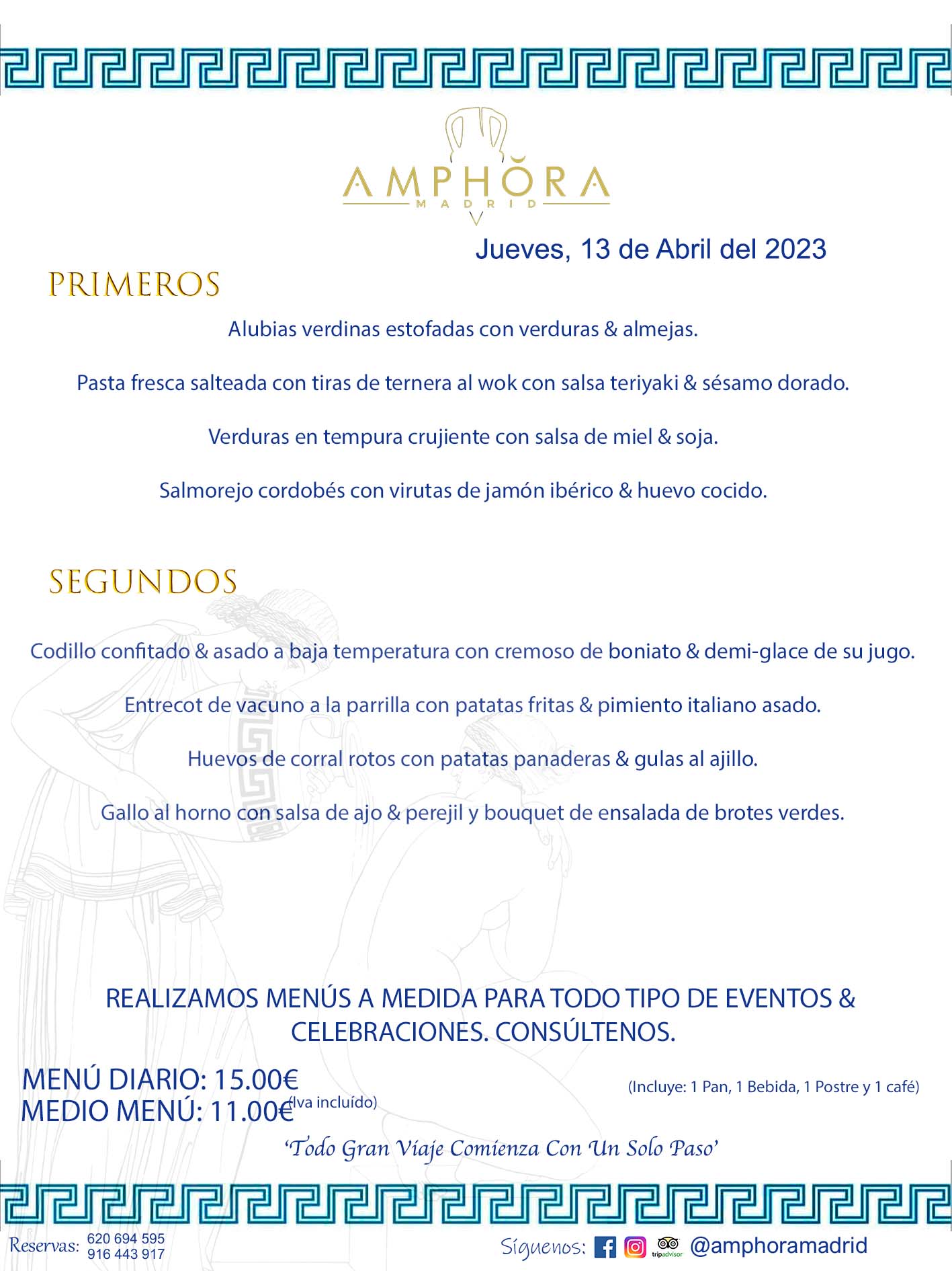 MENÚS DEL DÍA ALCORCÓN MENÚ DEL JUEVES 13 DE ABRIL DE 2023 MENÚS DIARIOS MEJORES MENÚS RESTAURANTES ALCORCÓN RESTAURANTE AMPHORA TERRAZA EN ALCORCÓN (DISPONEMOS DE UNA GRAN TERRAZA) Av. Leganés, 54 28923 · Alcorcón · Madrid · España. 91 644 39 17 620 694 595 También realizamos menús especiales a medida personalizados a grupos para todo tipo de eventos, como celebraciones, comidas o cenas de empresas, bautizos, bodas, cumpleaños, cenas o comidas de navidad 2023 2024, etc. Consúltenos o visite nuestras excelentes y amplias instalaciones y les prepararemos el menú más ajustado a sus necesidades y presupuesto. #RestaurantesEventos #RestaurantesMenúsCelebraciones #RestaurantesSalonesBodasBautizosComuniones #MenúsEspecialesparaEventosAlcorcón #MenúsCelebracionesAlcorcón #RestaurantesSalonesMenúsEspecialesGrupos #RestaurantesMenúsCumpleaños #ComidasCenasEmpresasAlcorcón #MenúsparaCenasComidasEventosEmpresasMadrid #MejoresTerrazasMadrid #MejorTerrazaAlcorcónMadrid #PresupuestosMenúsBodasComunionesBautizosAlcorcón #RestaurantesSecretosconEncantoMadrid #RestaurantesMenúsCenasComidasGruposEmpresasNavidadesAlcorcon #SalonesComidasCenasEmpresasAlcorcón #MenúsEventos #MenúsBodas #MenúsComuniones #MenúsCumpleaños #MenúsBautizos #MenúsEventosAlcorcón #MenúsBodasAlcorcón #MenúsComunionesAlcorcón #MenúsCumpleañosAlcorcón #MenúsBautizosAlcorcón #MenúsNavidadAlcorcón #MenúsComidasNavidad #MenúsCenasNavidad #SalonesEventosAlcorcón RESTAURANTES ALCORCÓN CELEBRACIONES EVENTOS CUMPLEAÑOS BODAS COMUNIONES BAUTIZOS, MENÚS ESPECIALES A MEDIDA PARA REUNIONES FAMILIARES EVENTOS CELEBRACIONES BODAS COMUNIONES BAUTIZOS EN ALCORCÓN, RESTAURANTES SALONES GRUPOS COMIDAS CENAS EN ALCORCÓN, RESTAURANTES COMIDAS CENAS EMPRESA ALCORCÓN MADRID, MEJORES TERRAZAS ALCORCÓN, MEJOR TERRAZA ALCORCÓN, RESTAURANTES SECRETOS CON ENCANTO EN MADRID, RESTAURANTES MENUS GRUPOS ESPECIALES COMIDAS CENAS EMPRESAS NAVIDADES ALCORCÓN, CONSÚLTE NUESTROS MENÚS A MEDIDA PARA EVENTOS - REALIZAMOS MENÚS A MEDIDA PARA BODAS, COMUNIONES, BAUTIZOS, CUMPLEAÑOS, CENAS COMIDAS DE EMPRESAS, ETC - NUESTRO RESTAURANTE DIPONE DE UNA EXTRAORDINARIA TERRAZA PARA TODO TIPO DE EVENTOS - NUESTROS SALONES INTERIORES SE ADAPTAN A TODO DE EVENTOS, YA SEAN PARTICULARES COMO DE EMPRESAS - RESTAURANTE PREPARADO PARA TODO TIPO DE EVENTOS DE CLIENTES DE LA ZONA SUR SUROESTE DE MADRID COMO ALCORCÓN MÓSTOLES FUENLABRADA VILLAVICIOSA DE ODÓN POZUELO DE ALARCÓN GETAFE LAS ROZAS MAJADAHONDA - UNO DE LOS MEJORES RESTAURANTES DE MADRID PARA COMER O CENAR A LA CARTA O CON NUESTROS MENÚS - CELEBRE CON NOSOTROS SUS REUNIONES FAMILIARES CUMPLEAÑOS BAUTIZOS COMUNIONES BODAS PRESENTACIONES ETC. PUES SERÁN UN ÉXITO - MEJORES RESTAURANTES SALONES CELEBRACIONES EN ALCORCÓN -RESTAURANTES MENUS GRUPOS COMIDAS CENAS REUNIONES EMPRESAS NAVIDADES 2023 2024 ALCORCÓN ZONA SUR MADRID.