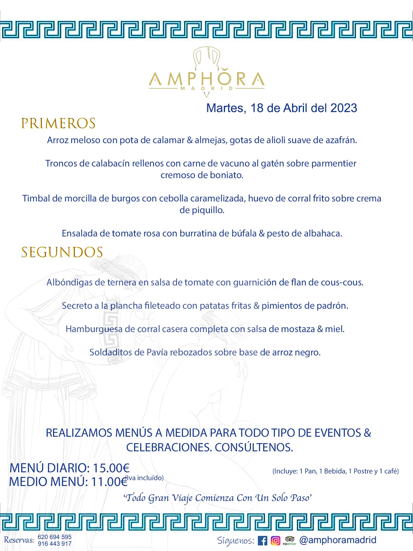 MENÚS DEL DÍA ALCORCÓN MENÚ DEL MARTES 18 DE ABRIL DE 2023 MENÚS DIARIOS MEJORES MENÚS RESTAURANTES ALCORCÓN RESTAURANTE AMPHORA TERRAZA EN ALCORCÓN (DISPONEMOS DE UNA GRAN TERRAZA) Av. Leganés, 54 28923 · Alcorcón · Madrid · España. 91 644 39 17 620 694 595 También realizamos menús especiales a medida personalizados a grupos para todo tipo de eventos, como celebraciones, comidas o cenas de empresas, bautizos, bodas, cumpleaños, cenas o comidas de navidad 2023 2024, etc. Consúltenos o visite nuestras excelentes y amplias instalaciones y les prepararemos el menú más ajustado a sus necesidades y presupuesto. #RestaurantesEventos #RestaurantesMenúsCelebraciones #RestaurantesSalonesBodasBautizosComuniones #MenúsEspecialesparaEventosAlcorcón #MenúsCelebracionesAlcorcón #RestaurantesSalonesMenúsEspecialesGrupos #RestaurantesMenúsCumpleaños #ComidasCenasEmpresasAlcorcón #MenúsparaCenasComidasEventosEmpresasMadrid #MejoresTerrazasMadrid #MejorTerrazaAlcorcónMadrid #PresupuestosMenúsBodasComunionesBautizosAlcorcón #RestaurantesSecretosconEncantoMadrid #RestaurantesMenúsCenasComidasGruposEmpresasNavidadesAlcorcon #SalonesComidasCenasEmpresasAlcorcón #MenúsEventos #MenúsBodas #MenúsComuniones #MenúsCumpleaños #MenúsBautizos #MenúsEventosAlcorcón #MenúsBodasAlcorcón #MenúsComunionesAlcorcón #MenúsCumpleañosAlcorcón #MenúsBautizosAlcorcón #MenúsNavidadAlcorcón #MenúsComidasNavidad #MenúsCenasNavidad #SalonesEventosAlcorcón RESTAURANTES ALCORCÓN CELEBRACIONES EVENTOS CUMPLEAÑOS BODAS COMUNIONES BAUTIZOS, MENÚS ESPECIALES A MEDIDA PARA REUNIONES FAMILIARES EVENTOS CELEBRACIONES BODAS COMUNIONES BAUTIZOS EN ALCORCÓN, RESTAURANTES SALONES GRUPOS COMIDAS CENAS EN ALCORCÓN, RESTAURANTES COMIDAS CENAS EMPRESA ALCORCÓN MADRID, MEJORES TERRAZAS ALCORCÓN, MEJOR TERRAZA ALCORCÓN, RESTAURANTES SECRETOS CON ENCANTO EN MADRID, RESTAURANTES MENUS GRUPOS ESPECIALES COMIDAS CENAS EMPRESAS NAVIDADES ALCORCÓN, CONSÚLTE NUESTROS MENÚS A MEDIDA PARA EVENTOS - REALIZAMOS MENÚS A MEDIDA PARA BODAS, COMUNIONES, BAUTIZOS, CUMPLEAÑOS, CENAS COMIDAS DE EMPRESAS, ETC - NUESTRO RESTAURANTE DIPONE DE UNA EXTRAORDINARIA TERRAZA PARA TODO TIPO DE EVENTOS - NUESTROS SALONES INTERIORES SE ADAPTAN A TODO DE EVENTOS, YA SEAN PARTICULARES COMO DE EMPRESAS - RESTAURANTE PREPARADO PARA TODO TIPO DE EVENTOS DE CLIENTES DE LA ZONA SUR SUROESTE DE MADRID COMO ALCORCÓN MÓSTOLES FUENLABRADA VILLAVICIOSA DE ODÓN POZUELO DE ALARCÓN GETAFE LAS ROZAS MAJADAHONDA - UNO DE LOS MEJORES RESTAURANTES DE MADRID PARA COMER O CENAR A LA CARTA O CON NUESTROS MENÚS - CELEBRE CON NOSOTROS SUS REUNIONES FAMILIARES CUMPLEAÑOS BAUTIZOS COMUNIONES BODAS PRESENTACIONES ETC. PUES SERÁN UN ÉXITO - MEJORES RESTAURANTES SALONES CELEBRACIONES EN ALCORCÓN -RESTAURANTES MENUS GRUPOS COMIDAS CENAS REUNIONES EMPRESAS NAVIDADES 2023 2024 ALCORCÓN ZONA SUR MADRID.