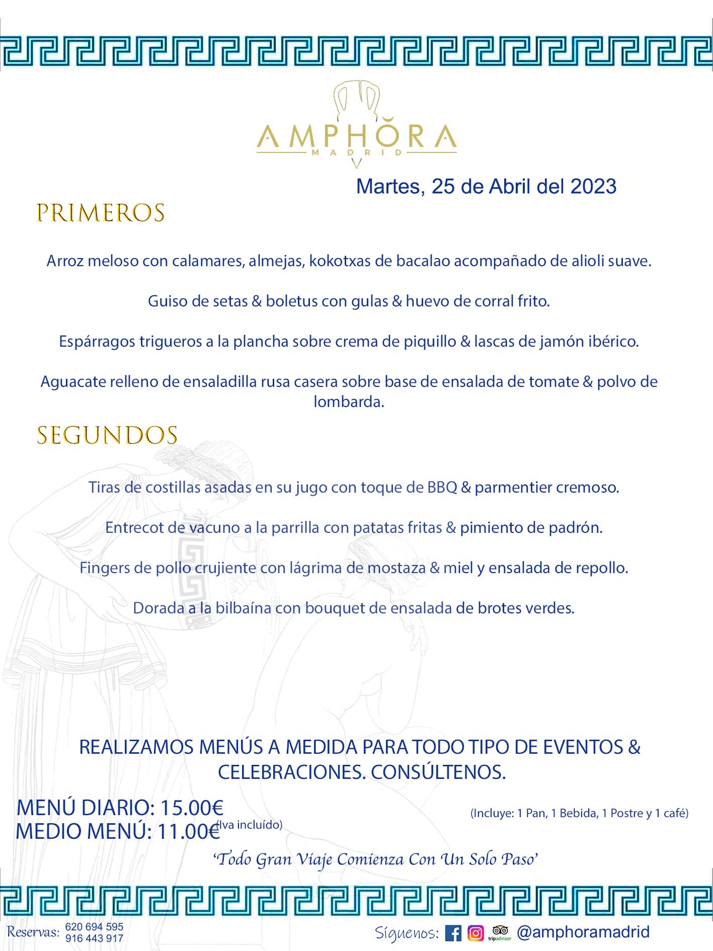 MENÚS DEL DÍA ALCORCÓN MENÚ DEL MARTES 25 DE ABRIL DE 2023 MENÚS DIARIOS MEJORES MENÚS RESTAURANTES ALCORCÓN RESTAURANTE AMPHORA TERRAZA EN ALCORCÓN (DISPONEMOS DE UNA GRAN TERRAZA) Av. Leganés, 54 28923 · Alcorcón · Madrid · España. 91 644 39 17 620 694 595 También realizamos menús especiales a medida personalizados a grupos para todo tipo de eventos, como celebraciones, comidas o cenas de empresas, bautizos, bodas, cumpleaños, cenas o comidas de navidad 2023 2024, etc. Consúltenos o visite nuestras excelentes y amplias instalaciones y les prepararemos el menú más ajustado a sus necesidades y presupuesto. #RestaurantesEventos #RestaurantesMenúsCelebraciones #RestaurantesSalonesBodasBautizosComuniones #MenúsEspecialesparaEventosAlcorcón #MenúsCelebracionesAlcorcón #RestaurantesSalonesMenúsEspecialesGrupos #RestaurantesMenúsCumpleaños #ComidasCenasEmpresasAlcorcón #MenúsparaCenasComidasEventosEmpresasMadrid #MejoresTerrazasMadrid #MejorTerrazaAlcorcónMadrid #PresupuestosMenúsBodasComunionesBautizosAlcorcón #RestaurantesSecretosconEncantoMadrid #RestaurantesMenúsCenasComidasGruposEmpresasNavidadesAlcorcon #SalonesComidasCenasEmpresasAlcorcón #MenúsEventos #MenúsBodas #MenúsComuniones #MenúsCumpleaños #MenúsBautizos #MenúsEventosAlcorcón #MenúsBodasAlcorcón #MenúsComunionesAlcorcón #MenúsCumpleañosAlcorcón #MenúsBautizosAlcorcón #MenúsNavidadAlcorcón #MenúsComidasNavidad #MenúsCenasNavidad #SalonesEventosAlcorcón RESTAURANTES ALCORCÓN CELEBRACIONES EVENTOS CUMPLEAÑOS BODAS COMUNIONES BAUTIZOS, MENÚS ESPECIALES A MEDIDA PARA REUNIONES FAMILIARES EVENTOS CELEBRACIONES BODAS COMUNIONES BAUTIZOS EN ALCORCÓN, RESTAURANTES SALONES GRUPOS COMIDAS CENAS EN ALCORCÓN, RESTAURANTES COMIDAS CENAS EMPRESA ALCORCÓN MADRID, MEJORES TERRAZAS ALCORCÓN, MEJOR TERRAZA ALCORCÓN, RESTAURANTES SECRETOS CON ENCANTO EN MADRID, RESTAURANTES MENUS GRUPOS ESPECIALES COMIDAS CENAS EMPRESAS NAVIDADES ALCORCÓN, CONSÚLTE NUESTROS MENÚS A MEDIDA PARA EVENTOS - REALIZAMOS MENÚS A MEDIDA PARA BODAS, COMUNIONES, BAUTIZOS, CUMPLEAÑOS, CENAS COMIDAS DE EMPRESAS, ETC - NUESTRO RESTAURANTE DIPONE DE UNA EXTRAORDINARIA TERRAZA PARA TODO TIPO DE EVENTOS - NUESTROS SALONES INTERIORES SE ADAPTAN A TODO DE EVENTOS, YA SEAN PARTICULARES COMO DE EMPRESAS - RESTAURANTE PREPARADO PARA TODO TIPO DE EVENTOS DE CLIENTES DE LA ZONA SUR SUROESTE DE MADRID COMO ALCORCÓN MÓSTOLES FUENLABRADA VILLAVICIOSA DE ODÓN POZUELO DE ALARCÓN GETAFE LAS ROZAS MAJADAHONDA - UNO DE LOS MEJORES RESTAURANTES DE MADRID PARA COMER O CENAR A LA CARTA O CON NUESTROS MENÚS - CELEBRE CON NOSOTROS SUS REUNIONES FAMILIARES CUMPLEAÑOS BAUTIZOS COMUNIONES BODAS PRESENTACIONES ETC. PUES SERÁN UN ÉXITO - MEJORES RESTAURANTES SALONES CELEBRACIONES EN ALCORCÓN -RESTAURANTES MENUS GRUPOS COMIDAS CENAS REUNIONES EMPRESAS NAVIDADES 2023 2024 ALCORCÓN ZONA SUR MADRID.