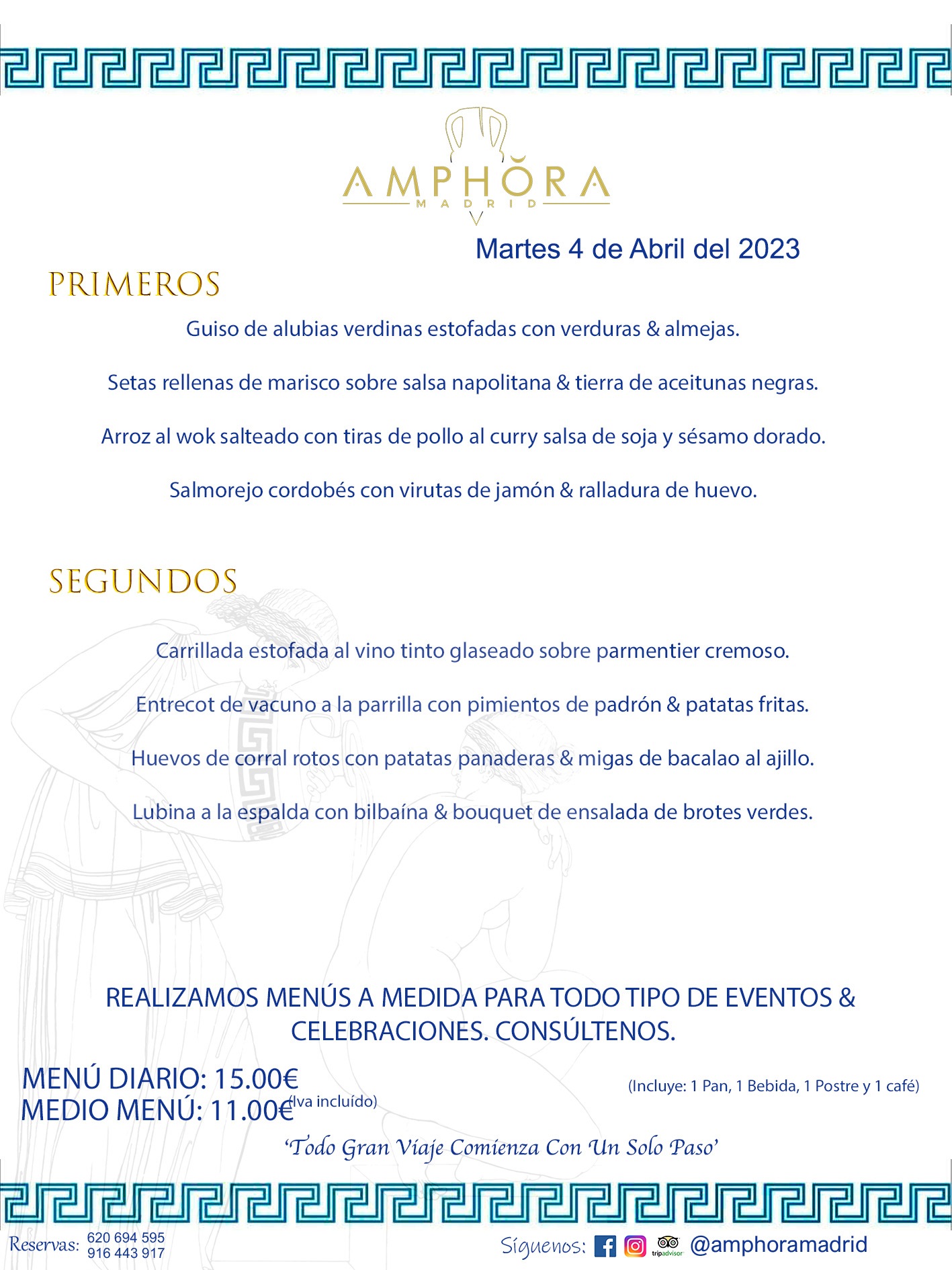 MENÚS DEL DÍA ALCORCÓN MENÚ DEL MARTES 4 DE ABRIL DE 2023 MENÚS DIARIOS MEJORES MENÚS RESTAURANTES ALCORCÓN RESTAURANTE AMPHORA TERRAZA EN ALCORCÓN (DISPONEMOS DE UNA GRAN TERRAZA) Av. Leganés, 54 28923 · Alcorcón · Madrid · España. 91 644 39 17 620 694 595 También realizamos menús especiales a medida personalizados a grupos para todo tipo de eventos, como celebraciones, comidas o cenas de empresas, bautizos, bodas, cumpleaños, cenas o comidas de navidad 2023 2024, etc. Consúltenos o visite nuestras excelentes y amplias instalaciones y les prepararemos el menú más ajustado a sus necesidades y presupuesto. #RestaurantesEventos #RestaurantesMenúsCelebraciones #RestaurantesSalonesBodasBautizosComuniones #MenúsEspecialesparaEventosAlcorcón #MenúsCelebracionesAlcorcón #RestaurantesSalonesMenúsEspecialesGrupos #RestaurantesMenúsCumpleaños #ComidasCenasEmpresasAlcorcón #MenúsparaCenasComidasEventosEmpresasMadrid #MejoresTerrazasMadrid #MejorTerrazaAlcorcónMadrid #PresupuestosMenúsBodasComunionesBautizosAlcorcón #RestaurantesSecretosconEncantoMadrid #RestaurantesMenúsCenasComidasGruposEmpresasNavidadesAlcorcon #SalonesComidasCenasEmpresasAlcorcón #MenúsEventos #MenúsBodas #MenúsComuniones #MenúsCumpleaños #MenúsBautizos #MenúsEventosAlcorcón #MenúsBodasAlcorcón #MenúsComunionesAlcorcón #MenúsCumpleañosAlcorcón #MenúsBautizosAlcorcón #MenúsNavidadAlcorcón #MenúsComidasNavidad #MenúsCenasNavidad #SalonesEventosAlcorcón RESTAURANTES ALCORCÓN CELEBRACIONES EVENTOS CUMPLEAÑOS BODAS COMUNIONES BAUTIZOS, MENÚS ESPECIALES A MEDIDA PARA REUNIONES FAMILIARES EVENTOS CELEBRACIONES BODAS COMUNIONES BAUTIZOS EN ALCORCÓN, RESTAURANTES SALONES GRUPOS COMIDAS CENAS EN ALCORCÓN, RESTAURANTES COMIDAS CENAS EMPRESA ALCORCÓN MADRID, MEJORES TERRAZAS ALCORCÓN, MEJOR TERRAZA ALCORCÓN, RESTAURANTES SECRETOS CON ENCANTO EN MADRID, RESTAURANTES MENUS GRUPOS ESPECIALES COMIDAS CENAS EMPRESAS NAVIDADES ALCORCÓN, CONSÚLTE NUESTROS MENÚS A MEDIDA PARA EVENTOS - REALIZAMOS MENÚS A MEDIDA PARA BODAS, COMUNIONES, BAUTIZOS, CUMPLEAÑOS, CENAS COMIDAS DE EMPRESAS, ETC - NUESTRO RESTAURANTE DIPONE DE UNA EXTRAORDINARIA TERRAZA PARA TODO TIPO DE EVENTOS - NUESTROS SALONES INTERIORES SE ADAPTAN A TODO DE EVENTOS, YA SEAN PARTICULARES COMO DE EMPRESAS - RESTAURANTE PREPARADO PARA TODO TIPO DE EVENTOS DE CLIENTES DE LA ZONA SUR SUROESTE DE MADRID COMO ALCORCÓN MÓSTOLES FUENLABRADA VILLAVICIOSA DE ODÓN POZUELO DE ALARCÓN GETAFE LAS ROZAS MAJADAHONDA - UNO DE LOS MEJORES RESTAURANTES DE MADRID PARA COMER O CENAR A LA CARTA O CON NUESTROS MENÚS - CELEBRE CON NOSOTROS SUS REUNIONES FAMILIARES CUMPLEAÑOS BAUTIZOS COMUNIONES BODAS PRESENTACIONES ETC. PUES SERÁN UN ÉXITO - MEJORES RESTAURANTES SALONES CELEBRACIONES EN ALCORCÓN -RESTAURANTES MENUS GRUPOS COMIDAS CENAS REUNIONES EMPRESAS NAVIDADES 2023 2024 ALCORCÓN ZONA SUR MADRID.