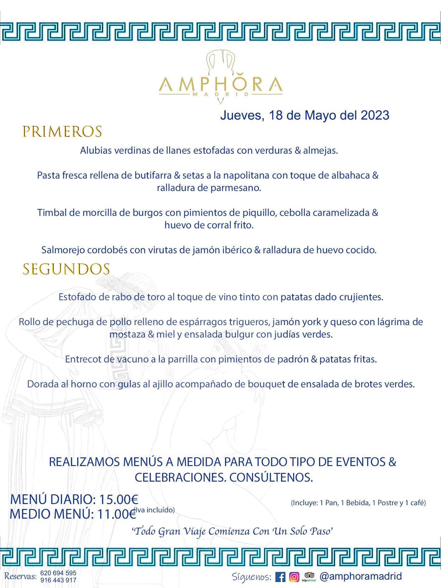 MENÚS DEL DÍA ALCORCÓN MENÚ DEL JUEVES 18 DE MAYO DE 2023 MENÚS DIARIOS MEJORES MENÚS RESTAURANTES ALCORCÓN RESTAURANTE AMPHORA TERRAZA EN ALCORCÓN (DISPONEMOS DE UNA GRAN TERRAZA) Av. Leganés, 54 28923 · Alcorcón · Madrid · España. 91 644 39 17 620 694 595 También realizamos menús especiales a medida personalizados a grupos para todo tipo de eventos, como celebraciones, comidas o cenas de empresas, bautizos, bodas, cumpleaños, cenas o comidas de navidad 2023 2024, etc. Consúltenos o visite nuestras excelentes y amplias instalaciones y les prepararemos el menú más ajustado a sus necesidades y presupuesto. #RestaurantesEventos #RestaurantesMenúsCelebraciones #RestaurantesSalonesBodasBautizosComuniones #MenúsEspecialesparaEventosAlcorcón #MenúsCelebracionesAlcorcón #RestaurantesSalonesMenúsEspecialesGrupos #RestaurantesMenúsCumpleaños #ComidasCenasEmpresasAlcorcón #MenúsparaCenasComidasEventosEmpresasMadrid #MejoresTerrazasMadrid #MejorTerrazaAlcorcónMadrid #PresupuestosMenúsBodasComunionesBautizosAlcorcón #RestaurantesSecretosconEncantoMadrid #RestaurantesMenúsCenasComidasGruposEmpresasNavidadesAlcorcon #SalonesComidasCenasEmpresasAlcorcón #MenúsEventos #MenúsBodas #MenúsComuniones #MenúsCumpleaños #MenúsBautizos #MenúsEventosAlcorcón #MenúsBodasAlcorcón #MenúsComunionesAlcorcón #MenúsCumpleañosAlcorcón #MenúsBautizosAlcorcón #MenúsNavidadAlcorcón #MenúsComidasNavidad #MenúsCenasNavidad #SalonesEventosAlcorcón RESTAURANTES ALCORCÓN CELEBRACIONES EVENTOS CUMPLEAÑOS BODAS COMUNIONES BAUTIZOS, MENÚS ESPECIALES A MEDIDA PARA REUNIONES FAMILIARES EVENTOS CELEBRACIONES BODAS COMUNIONES BAUTIZOS EN ALCORCÓN, RESTAURANTES SALONES GRUPOS COMIDAS CENAS EN ALCORCÓN, RESTAURANTES COMIDAS CENAS EMPRESA ALCORCÓN MADRID, MEJORES TERRAZAS ALCORCÓN, MEJOR TERRAZA ALCORCÓN, RESTAURANTES SECRETOS CON ENCANTO EN MADRID, RESTAURANTES MENUS GRUPOS ESPECIALES COMIDAS CENAS EMPRESAS NAVIDADES ALCORCÓN, CONSÚLTE NUESTROS MENÚS A MEDIDA PARA EVENTOS - REALIZAMOS MENÚS A MEDIDA PARA BODAS, COMUNIONES, BAUTIZOS, CUMPLEAÑOS, CENAS COMIDAS DE EMPRESAS, ETC - NUESTRO RESTAURANTE DIPONE DE UNA EXTRAORDINARIA TERRAZA PARA TODO TIPO DE EVENTOS - NUESTROS SALONES INTERIORES SE ADAPTAN A TODO DE EVENTOS, YA SEAN PARTICULARES COMO DE EMPRESAS - RESTAURANTE PREPARADO PARA TODO TIPO DE EVENTOS DE CLIENTES DE LA ZONA SUR SUROESTE DE MADRID COMO ALCORCÓN MÓSTOLES FUENLABRADA VILLAVICIOSA DE ODÓN POZUELO DE ALARCÓN GETAFE LAS ROZAS MAJADAHONDA - UNO DE LOS MEJORES RESTAURANTES DE MADRID PARA COMER O CENAR A LA CARTA O CON NUESTROS MENÚS - CELEBRE CON NOSOTROS SUS REUNIONES FAMILIARES CUMPLEAÑOS BAUTIZOS COMUNIONES BODAS PRESENTACIONES ETC. PUES SERÁN UN ÉXITO - MEJORES RESTAURANTES SALONES CELEBRACIONES EN ALCORCÓN -RESTAURANTES MENUS GRUPOS COMIDAS CENAS REUNIONES EMPRESAS NAVIDADES 2023 2024 ALCORCÓN ZONA SUR MADRID.