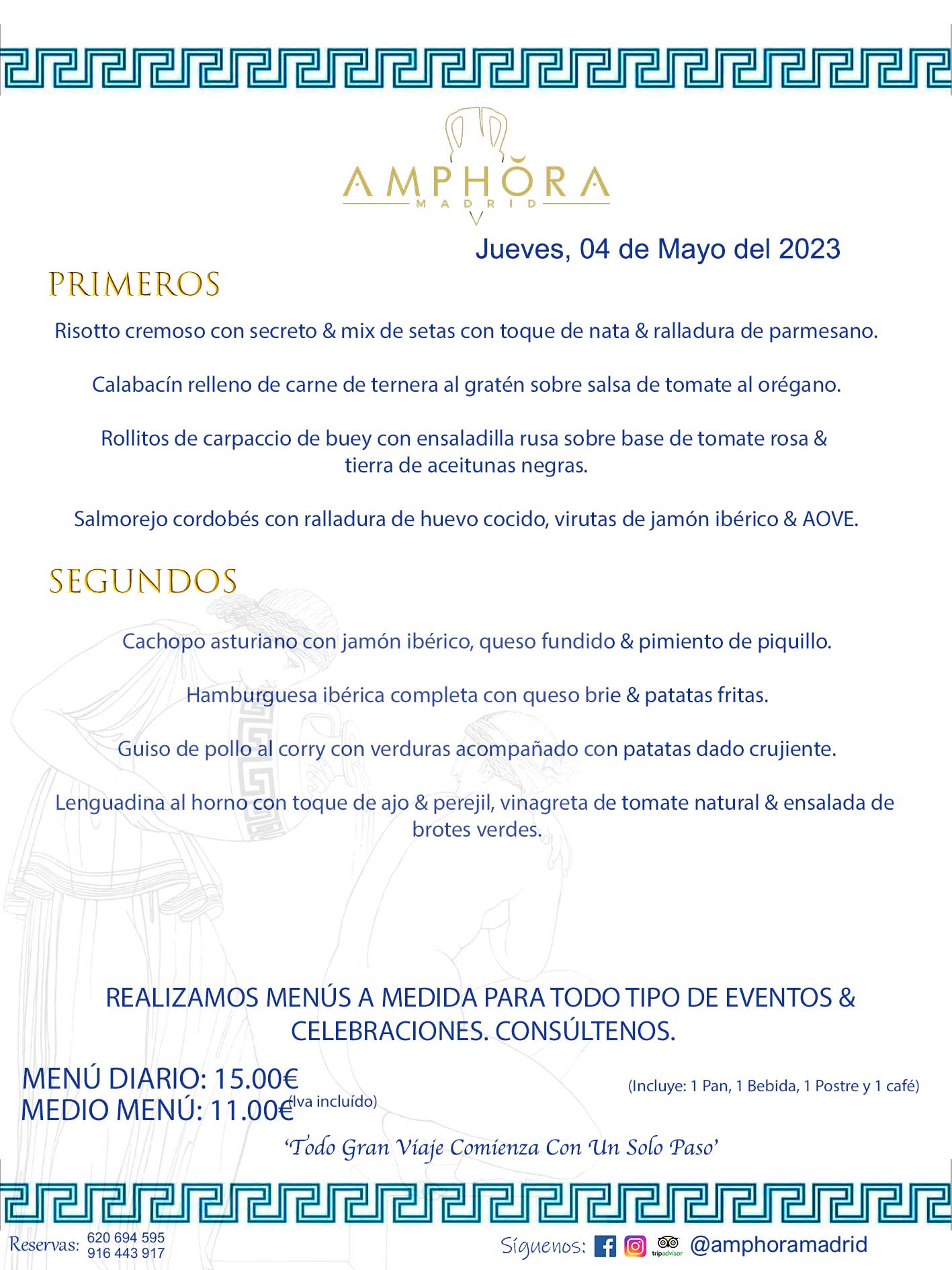 MENÚS DEL DÍA ALCORCÓN MENÚ DEL JUEVES 4 DE MAYO DE 2023 MENÚS DIARIOS MEJORES MENÚS RESTAURANTES ALCORCÓN RESTAURANTE AMPHORA TERRAZA EN ALCORCÓN (DISPONEMOS DE UNA GRAN TERRAZA) Av. Leganés, 54 28923 · Alcorcón · Madrid · España. 91 644 39 17 620 694 595 También realizamos menús especiales a medida personalizados a grupos para todo tipo de eventos, como celebraciones, comidas o cenas de empresas, bautizos, bodas, cumpleaños, cenas o comidas de navidad 2023 2024, etc. Consúltenos o visite nuestras excelentes y amplias instalaciones y les prepararemos el menú más ajustado a sus necesidades y presupuesto. #RestaurantesEventos #RestaurantesMenúsCelebraciones #RestaurantesSalonesBodasBautizosComuniones #MenúsEspecialesparaEventosAlcorcón #MenúsCelebracionesAlcorcón #RestaurantesSalonesMenúsEspecialesGrupos #RestaurantesMenúsCumpleaños #ComidasCenasEmpresasAlcorcón #MenúsparaCenasComidasEventosEmpresasMadrid #MejoresTerrazasMadrid #MejorTerrazaAlcorcónMadrid #PresupuestosMenúsBodasComunionesBautizosAlcorcón #RestaurantesSecretosconEncantoMadrid #RestaurantesMenúsCenasComidasGruposEmpresasNavidadesAlcorcon #SalonesComidasCenasEmpresasAlcorcón #MenúsEventos #MenúsBodas #MenúsComuniones #MenúsCumpleaños #MenúsBautizos #MenúsEventosAlcorcón #MenúsBodasAlcorcón #MenúsComunionesAlcorcón #MenúsCumpleañosAlcorcón #MenúsBautizosAlcorcón #MenúsNavidadAlcorcón #MenúsComidasNavidad #MenúsCenasNavidad #SalonesEventosAlcorcón RESTAURANTES ALCORCÓN CELEBRACIONES EVENTOS CUMPLEAÑOS BODAS COMUNIONES BAUTIZOS, MENÚS ESPECIALES A MEDIDA PARA REUNIONES FAMILIARES EVENTOS CELEBRACIONES BODAS COMUNIONES BAUTIZOS EN ALCORCÓN, RESTAURANTES SALONES GRUPOS COMIDAS CENAS EN ALCORCÓN, RESTAURANTES COMIDAS CENAS EMPRESA ALCORCÓN MADRID, MEJORES TERRAZAS ALCORCÓN, MEJOR TERRAZA ALCORCÓN, RESTAURANTES SECRETOS CON ENCANTO EN MADRID, RESTAURANTES MENUS GRUPOS ESPECIALES COMIDAS CENAS EMPRESAS NAVIDADES ALCORCÓN, CONSÚLTE NUESTROS MENÚS A MEDIDA PARA EVENTOS - REALIZAMOS MENÚS A MEDIDA PARA BODAS, COMUNIONES, BAUTIZOS, CUMPLEAÑOS, CENAS COMIDAS DE EMPRESAS, ETC - NUESTRO RESTAURANTE DIPONE DE UNA EXTRAORDINARIA TERRAZA PARA TODO TIPO DE EVENTOS - NUESTROS SALONES INTERIORES SE ADAPTAN A TODO DE EVENTOS, YA SEAN PARTICULARES COMO DE EMPRESAS - RESTAURANTE PREPARADO PARA TODO TIPO DE EVENTOS DE CLIENTES DE LA ZONA SUR SUROESTE DE MADRID COMO ALCORCÓN MÓSTOLES FUENLABRADA VILLAVICIOSA DE ODÓN POZUELO DE ALARCÓN GETAFE LAS ROZAS MAJADAHONDA - UNO DE LOS MEJORES RESTAURANTES DE MADRID PARA COMER O CENAR A LA CARTA O CON NUESTROS MENÚS - CELEBRE CON NOSOTROS SUS REUNIONES FAMILIARES CUMPLEAÑOS BAUTIZOS COMUNIONES BODAS PRESENTACIONES ETC. PUES SERÁN UN ÉXITO - MEJORES RESTAURANTES SALONES CELEBRACIONES EN ALCORCÓN -RESTAURANTES MENUS GRUPOS COMIDAS CENAS REUNIONES EMPRESAS NAVIDADES 2023 2024 ALCORCÓN ZONA SUR MADRID.