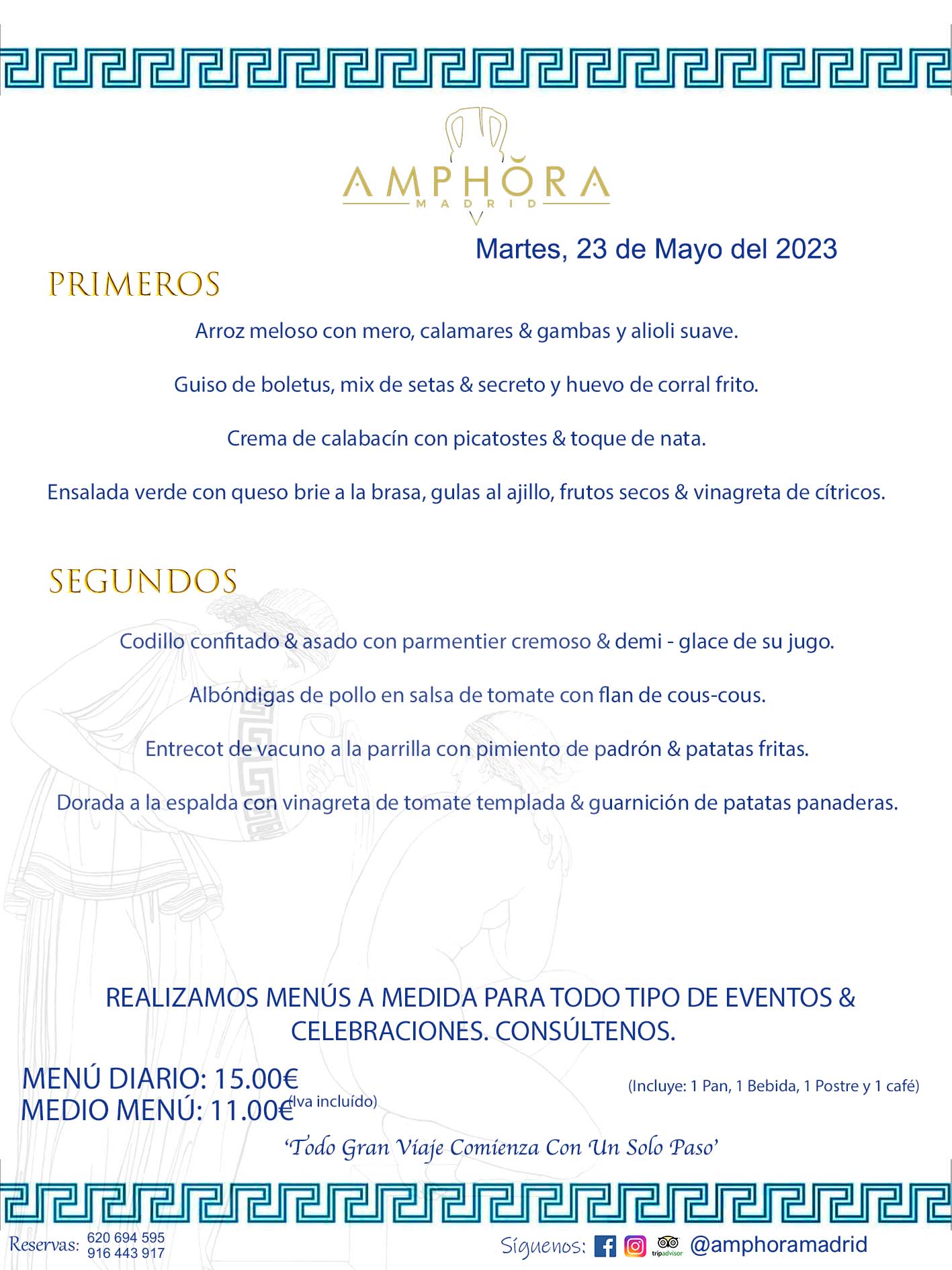 MENÚS DEL DÍA ALCORCÓN MENÚ DEL MARTES 23 DE MAYO DE 2023 MENÚS DIARIOS MEJORES MENÚS RESTAURANTES ALCORCÓN RESTAURANTE AMPHORA TERRAZA EN ALCORCÓN (DISPONEMOS DE UNA GRAN TERRAZA) Av. Leganés, 54 28923 · Alcorcón · Madrid · España. 91 644 39 17 620 694 595 También realizamos menús especiales a medida personalizados a grupos para todo tipo de eventos, como celebraciones, comidas o cenas de empresas, bautizos, bodas, cumpleaños, cenas o comidas de navidad 2023 2024, etc. Consúltenos o visite nuestras excelentes y amplias instalaciones y les prepararemos el menú más ajustado a sus necesidades y presupuesto. #RestaurantesEventos #RestaurantesMenúsCelebraciones #RestaurantesSalonesBodasBautizosComuniones #MenúsEspecialesparaEventosAlcorcón #MenúsCelebracionesAlcorcón #RestaurantesSalonesMenúsEspecialesGrupos #RestaurantesMenúsCumpleaños #ComidasCenasEmpresasAlcorcón #MenúsparaCenasComidasEventosEmpresasMadrid #MejoresTerrazasMadrid #MejorTerrazaAlcorcónMadrid #PresupuestosMenúsBodasComunionesBautizosAlcorcón #RestaurantesSecretosconEncantoMadrid #RestaurantesMenúsCenasComidasGruposEmpresasNavidadesAlcorcon #SalonesComidasCenasEmpresasAlcorcón #MenúsEventos #MenúsBodas #MenúsComuniones #MenúsCumpleaños #MenúsBautizos #MenúsEventosAlcorcón #MenúsBodasAlcorcón #MenúsComunionesAlcorcón #MenúsCumpleañosAlcorcón #MenúsBautizosAlcorcón #MenúsNavidadAlcorcón #MenúsComidasNavidad #MenúsCenasNavidad #SalonesEventosAlcorcón RESTAURANTES ALCORCÓN CELEBRACIONES EVENTOS CUMPLEAÑOS BODAS COMUNIONES BAUTIZOS, MENÚS ESPECIALES A MEDIDA PARA REUNIONES FAMILIARES EVENTOS CELEBRACIONES BODAS COMUNIONES BAUTIZOS EN ALCORCÓN, RESTAURANTES SALONES GRUPOS COMIDAS CENAS EN ALCORCÓN, RESTAURANTES COMIDAS CENAS EMPRESA ALCORCÓN MADRID, MEJORES TERRAZAS ALCORCÓN, MEJOR TERRAZA ALCORCÓN, RESTAURANTES SECRETOS CON ENCANTO EN MADRID, RESTAURANTES MENUS GRUPOS ESPECIALES COMIDAS CENAS EMPRESAS NAVIDADES ALCORCÓN, CONSÚLTE NUESTROS MENÚS A MEDIDA PARA EVENTOS - REALIZAMOS MENÚS A MEDIDA PARA BODAS, COMUNIONES, BAUTIZOS, CUMPLEAÑOS, CENAS COMIDAS DE EMPRESAS, ETC - NUESTRO RESTAURANTE DIPONE DE UNA EXTRAORDINARIA TERRAZA PARA TODO TIPO DE EVENTOS - NUESTROS SALONES INTERIORES SE ADAPTAN A TODO DE EVENTOS, YA SEAN PARTICULARES COMO DE EMPRESAS - RESTAURANTE PREPARADO PARA TODO TIPO DE EVENTOS DE CLIENTES DE LA ZONA SUR SUROESTE DE MADRID COMO ALCORCÓN MÓSTOLES FUENLABRADA VILLAVICIOSA DE ODÓN POZUELO DE ALARCÓN GETAFE LAS ROZAS MAJADAHONDA - UNO DE LOS MEJORES RESTAURANTES DE MADRID PARA COMER O CENAR A LA CARTA O CON NUESTROS MENÚS - CELEBRE CON NOSOTROS SUS REUNIONES FAMILIARES CUMPLEAÑOS BAUTIZOS COMUNIONES BODAS PRESENTACIONES ETC. PUES SERÁN UN ÉXITO - MEJORES RESTAURANTES SALONES CELEBRACIONES EN ALCORCÓN -RESTAURANTES MENUS GRUPOS COMIDAS CENAS REUNIONES EMPRESAS NAVIDADES 2023 2024 ALCORCÓN ZONA SUR MADRID.