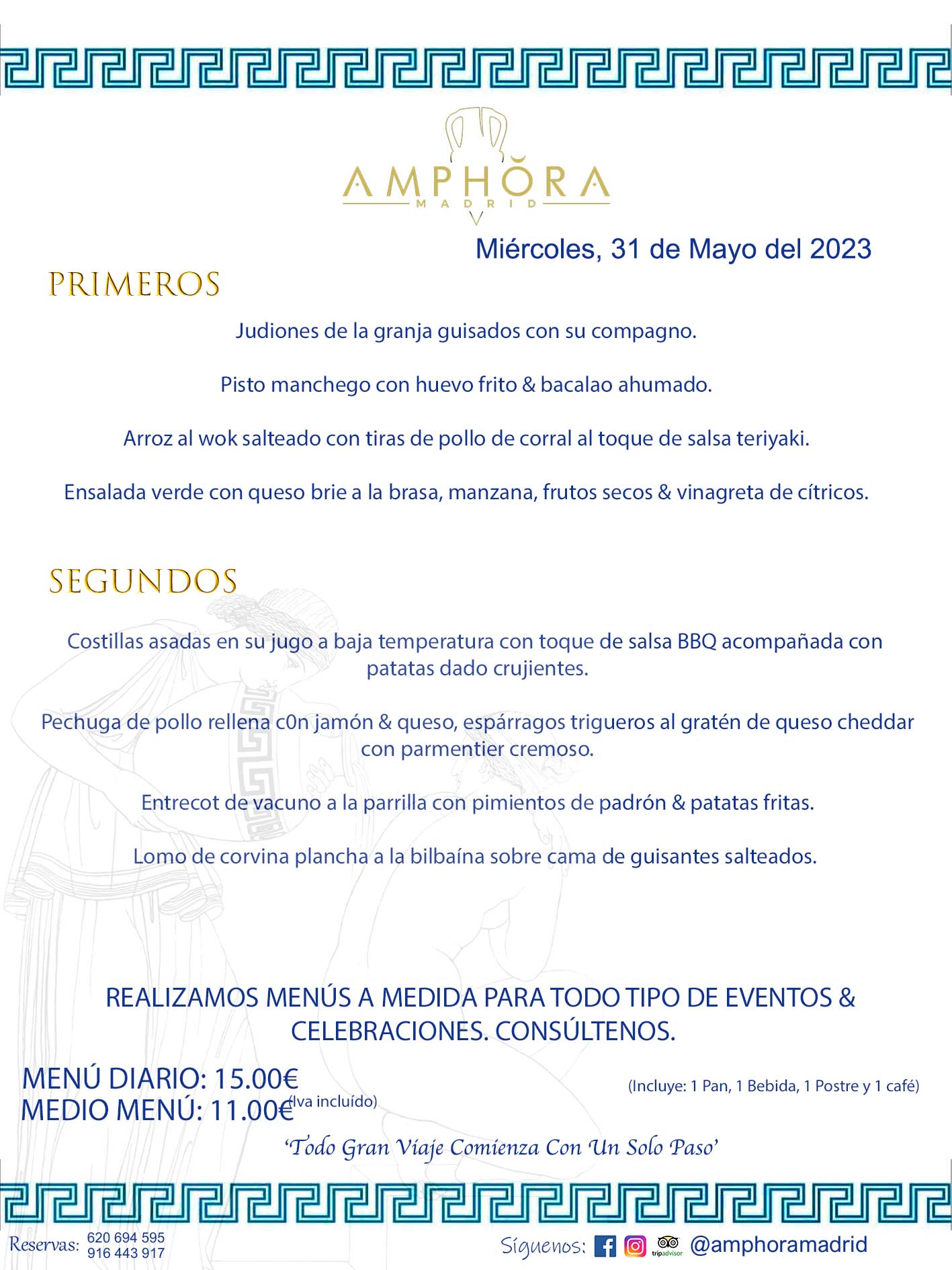 MENÚS DEL DÍA ALCORCÓN MENÚ DEL MIÉRCOLES 31 DE MAYO DE 2023 MENÚS DIARIOS MEJORES MENÚS RESTAURANTES ALCORCÓN RESTAURANTE AMPHORA TERRAZA EN ALCORCÓN (DISPONEMOS DE UNA GRAN TERRAZA) Av. Leganés, 54 28923 · Alcorcón · Madrid · España. 91 644 39 17 620 694 595 También realizamos menús especiales a medida personalizados a grupos para todo tipo de eventos, como celebraciones, comidas o cenas de empresas, bautizos, bodas, cumpleaños, cenas o comidas de navidad 2023 2024, etc. Consúltenos o visite nuestras excelentes y amplias instalaciones y les prepararemos el menú más ajustado a sus necesidades y presupuesto. #RestaurantesEventos #RestaurantesMenúsCelebraciones #RestaurantesSalonesBodasBautizosComuniones #MenúsEspecialesparaEventosAlcorcón #MenúsCelebracionesAlcorcón #RestaurantesSalonesMenúsEspecialesGrupos #RestaurantesMenúsCumpleaños #ComidasCenasEmpresasAlcorcón #MenúsparaCenasComidasEventosEmpresasMadrid #MejoresTerrazasMadrid #MejorTerrazaAlcorcónMadrid #PresupuestosMenúsBodasComunionesBautizosAlcorcón #RestaurantesSecretosconEncantoMadrid #RestaurantesMenúsCenasComidasGruposEmpresasNavidadesAlcorcon #SalonesComidasCenasEmpresasAlcorcón #MenúsEventos #MenúsBodas #MenúsComuniones #MenúsCumpleaños #MenúsBautizos #MenúsEventosAlcorcón #MenúsBodasAlcorcón #MenúsComunionesAlcorcón #MenúsCumpleañosAlcorcón #MenúsBautizosAlcorcón #MenúsNavidadAlcorcón #MenúsComidasNavidad #MenúsCenasNavidad #SalonesEventosAlcorcón RESTAURANTES ALCORCÓN CELEBRACIONES EVENTOS CUMPLEAÑOS BODAS COMUNIONES BAUTIZOS, MENÚS ESPECIALES A MEDIDA PARA REUNIONES FAMILIARES EVENTOS CELEBRACIONES BODAS COMUNIONES BAUTIZOS EN ALCORCÓN, RESTAURANTES SALONES GRUPOS COMIDAS CENAS EN ALCORCÓN, RESTAURANTES COMIDAS CENAS EMPRESA ALCORCÓN MADRID, MEJORES TERRAZAS ALCORCÓN, MEJOR TERRAZA ALCORCÓN, RESTAURANTES SECRETOS CON ENCANTO EN MADRID, RESTAURANTES MENUS GRUPOS ESPECIALES COMIDAS CENAS EMPRESAS NAVIDADES ALCORCÓN, CONSÚLTE NUESTROS MENÚS A MEDIDA PARA EVENTOS - REALIZAMOS MENÚS A MEDIDA PARA BODAS, COMUNIONES, BAUTIZOS, CUMPLEAÑOS, CENAS COMIDAS DE EMPRESAS, ETC - NUESTRO RESTAURANTE DIPONE DE UNA EXTRAORDINARIA TERRAZA PARA TODO TIPO DE EVENTOS - NUESTROS SALONES INTERIORES SE ADAPTAN A TODO DE EVENTOS, YA SEAN PARTICULARES COMO DE EMPRESAS - RESTAURANTE PREPARADO PARA TODO TIPO DE EVENTOS DE CLIENTES DE LA ZONA SUR SUROESTE DE MADRID COMO ALCORCÓN MÓSTOLES FUENLABRADA VILLAVICIOSA DE ODÓN POZUELO DE ALARCÓN GETAFE LAS ROZAS MAJADAHONDA - UNO DE LOS MEJORES RESTAURANTES DE MADRID PARA COMER O CENAR A LA CARTA O CON NUESTROS MENÚS - CELEBRE CON NOSOTROS SUS REUNIONES FAMILIARES CUMPLEAÑOS BAUTIZOS COMUNIONES BODAS PRESENTACIONES ETC. PUES SERÁN UN ÉXITO - MEJORES RESTAURANTES SALONES CELEBRACIONES EN ALCORCÓN -RESTAURANTES MENUS GRUPOS COMIDAS CENAS REUNIONES EMPRESAS NAVIDADES 2023 2024 ALCORCÓN ZONA SUR MADRID.