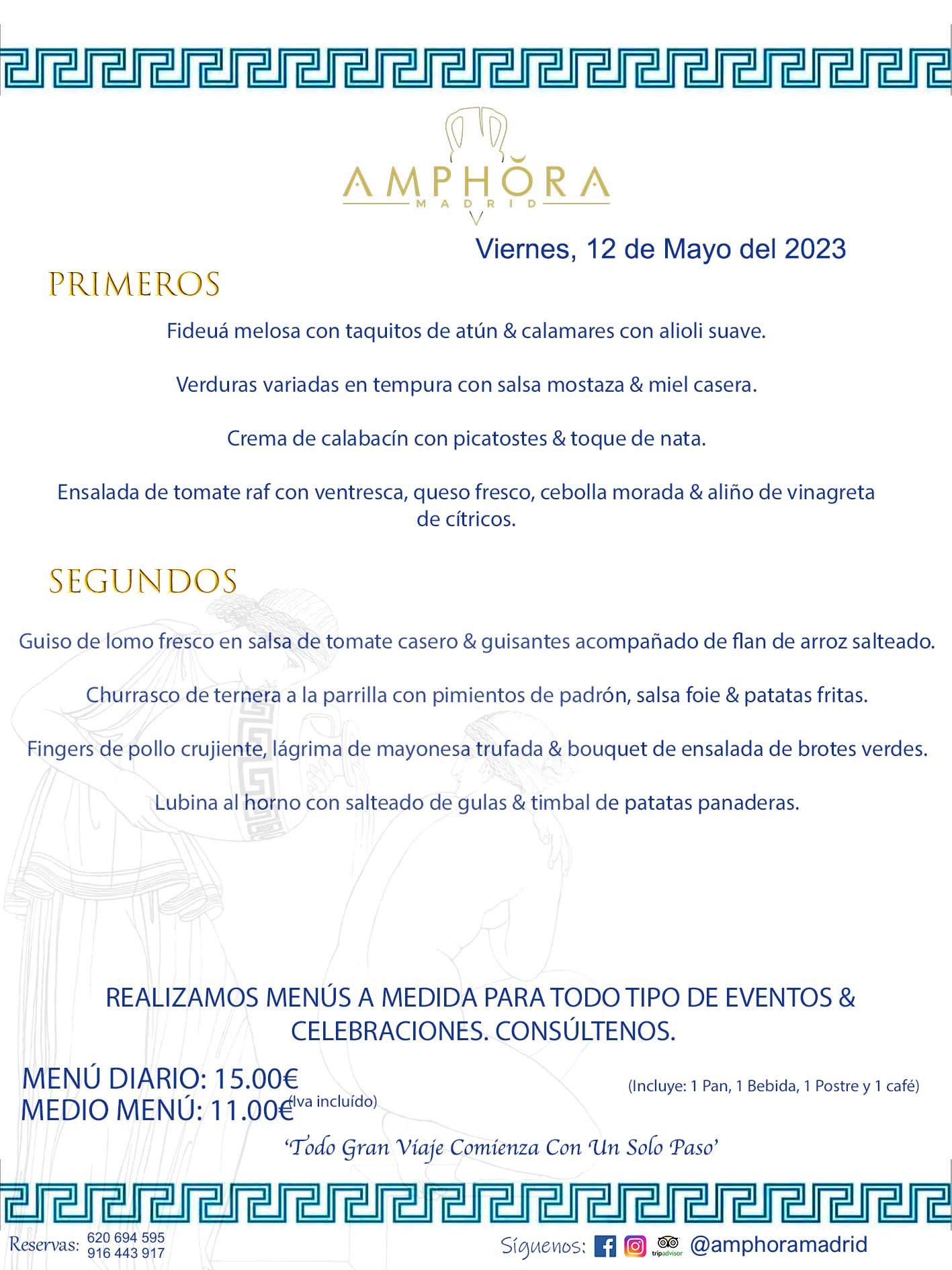 MENÚS DEL DÍA ALCORCÓN MENÚ DEL VIERNES 12 DE MAYO DE 2023 MENÚS DIARIOS MEJORES MENÚS RESTAURANTES ALCORCÓN RESTAURANTE AMPHORA TERRAZA EN ALCORCÓN (DISPONEMOS DE UNA GRAN TERRAZA) Av. Leganés, 54 28923 · Alcorcón · Madrid · España. 91 644 39 17 620 694 595 También realizamos menús especiales a medida personalizados a grupos para todo tipo de eventos, como celebraciones, comidas o cenas de empresas, bautizos, bodas, cumpleaños, cenas o comidas de navidad 2023 2024, etc. Consúltenos o visite nuestras excelentes y amplias instalaciones y les prepararemos el menú más ajustado a sus necesidades y presupuesto. #RestaurantesEventos #RestaurantesMenúsCelebraciones #RestaurantesSalonesBodasBautizosComuniones #MenúsEspecialesparaEventosAlcorcón #MenúsCelebracionesAlcorcón #RestaurantesSalonesMenúsEspecialesGrupos #RestaurantesMenúsCumpleaños #ComidasCenasEmpresasAlcorcón #MenúsparaCenasComidasEventosEmpresasMadrid #MejoresTerrazasMadrid #MejorTerrazaAlcorcónMadrid #PresupuestosMenúsBodasComunionesBautizosAlcorcón #RestaurantesSecretosconEncantoMadrid #RestaurantesMenúsCenasComidasGruposEmpresasNavidadesAlcorcon #SalonesComidasCenasEmpresasAlcorcón #MenúsEventos #MenúsBodas #MenúsComuniones #MenúsCumpleaños #MenúsBautizos #MenúsEventosAlcorcón #MenúsBodasAlcorcón #MenúsComunionesAlcorcón #MenúsCumpleañosAlcorcón #MenúsBautizosAlcorcón #MenúsNavidadAlcorcón #MenúsComidasNavidad #MenúsCenasNavidad #SalonesEventosAlcorcón RESTAURANTES ALCORCÓN CELEBRACIONES EVENTOS CUMPLEAÑOS BODAS COMUNIONES BAUTIZOS, MENÚS ESPECIALES A MEDIDA PARA REUNIONES FAMILIARES EVENTOS CELEBRACIONES BODAS COMUNIONES BAUTIZOS EN ALCORCÓN, RESTAURANTES SALONES GRUPOS COMIDAS CENAS EN ALCORCÓN, RESTAURANTES COMIDAS CENAS EMPRESA ALCORCÓN MADRID, MEJORES TERRAZAS ALCORCÓN, MEJOR TERRAZA ALCORCÓN, RESTAURANTES SECRETOS CON ENCANTO EN MADRID, RESTAURANTES MENUS GRUPOS ESPECIALES COMIDAS CENAS EMPRESAS NAVIDADES ALCORCÓN, CONSÚLTE NUESTROS MENÚS A MEDIDA PARA EVENTOS - REALIZAMOS MENÚS A MEDIDA PARA BODAS, COMUNIONES, BAUTIZOS, CUMPLEAÑOS, CENAS COMIDAS DE EMPRESAS, ETC - NUESTRO RESTAURANTE DIPONE DE UNA EXTRAORDINARIA TERRAZA PARA TODO TIPO DE EVENTOS - NUESTROS SALONES INTERIORES SE ADAPTAN A TODO DE EVENTOS, YA SEAN PARTICULARES COMO DE EMPRESAS - RESTAURANTE PREPARADO PARA TODO TIPO DE EVENTOS DE CLIENTES DE LA ZONA SUR SUROESTE DE MADRID COMO ALCORCÓN MÓSTOLES FUENLABRADA VILLAVICIOSA DE ODÓN POZUELO DE ALARCÓN GETAFE LAS ROZAS MAJADAHONDA - UNO DE LOS MEJORES RESTAURANTES DE MADRID PARA COMER O CENAR A LA CARTA O CON NUESTROS MENÚS - CELEBRE CON NOSOTROS SUS REUNIONES FAMILIARES CUMPLEAÑOS BAUTIZOS COMUNIONES BODAS PRESENTACIONES ETC. PUES SERÁN UN ÉXITO - MEJORES RESTAURANTES SALONES CELEBRACIONES EN ALCORCÓN -RESTAURANTES MENUS GRUPOS COMIDAS CENAS REUNIONES EMPRESAS NAVIDADES 2023 2024 ALCORCÓN ZONA SUR MADRID.