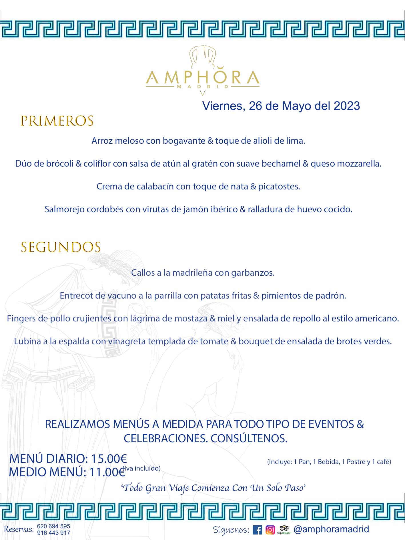 MENÚS DEL DÍA ALCORCÓN MENÚ DEL VIERNES 26 DE MAYO DE 2023 MENÚS DIARIOS MEJORES MENÚS RESTAURANTES ALCORCÓN RESTAURANTE AMPHORA TERRAZA EN ALCORCÓN (DISPONEMOS DE UNA GRAN TERRAZA) Av. Leganés, 54 28923 · Alcorcón · Madrid · España. 91 644 39 17 620 694 595 También realizamos menús especiales a medida personalizados a grupos para todo tipo de eventos, como celebraciones, comidas o cenas de empresas, bautizos, bodas, cumpleaños, cenas o comidas de navidad 2023 2024, etc. Consúltenos o visite nuestras excelentes y amplias instalaciones y les prepararemos el menú más ajustado a sus necesidades y presupuesto. #RestaurantesEventos #RestaurantesMenúsCelebraciones #RestaurantesSalonesBodasBautizosComuniones #MenúsEspecialesparaEventosAlcorcón #MenúsCelebracionesAlcorcón #RestaurantesSalonesMenúsEspecialesGrupos #RestaurantesMenúsCumpleaños #ComidasCenasEmpresasAlcorcón #MenúsparaCenasComidasEventosEmpresasMadrid #MejoresTerrazasMadrid #MejorTerrazaAlcorcónMadrid #PresupuestosMenúsBodasComunionesBautizosAlcorcón #RestaurantesSecretosconEncantoMadrid #RestaurantesMenúsCenasComidasGruposEmpresasNavidadesAlcorcon #SalonesComidasCenasEmpresasAlcorcón #MenúsEventos #MenúsBodas #MenúsComuniones #MenúsCumpleaños #MenúsBautizos #MenúsEventosAlcorcón #MenúsBodasAlcorcón #MenúsComunionesAlcorcón #MenúsCumpleañosAlcorcón #MenúsBautizosAlcorcón #MenúsNavidadAlcorcón #MenúsComidasNavidad #MenúsCenasNavidad #SalonesEventosAlcorcón RESTAURANTES ALCORCÓN CELEBRACIONES EVENTOS CUMPLEAÑOS BODAS COMUNIONES BAUTIZOS, MENÚS ESPECIALES A MEDIDA PARA REUNIONES FAMILIARES EVENTOS CELEBRACIONES BODAS COMUNIONES BAUTIZOS EN ALCORCÓN, RESTAURANTES SALONES GRUPOS COMIDAS CENAS EN ALCORCÓN, RESTAURANTES COMIDAS CENAS EMPRESA ALCORCÓN MADRID, MEJORES TERRAZAS ALCORCÓN, MEJOR TERRAZA ALCORCÓN, RESTAURANTES SECRETOS CON ENCANTO EN MADRID, RESTAURANTES MENUS GRUPOS ESPECIALES COMIDAS CENAS EMPRESAS NAVIDADES ALCORCÓN, CONSÚLTE NUESTROS MENÚS A MEDIDA PARA EVENTOS - REALIZAMOS MENÚS A MEDIDA PARA BODAS, COMUNIONES, BAUTIZOS, CUMPLEAÑOS, CENAS COMIDAS DE EMPRESAS, ETC - NUESTRO RESTAURANTE DIPONE DE UNA EXTRAORDINARIA TERRAZA PARA TODO TIPO DE EVENTOS - NUESTROS SALONES INTERIORES SE ADAPTAN A TODO DE EVENTOS, YA SEAN PARTICULARES COMO DE EMPRESAS - RESTAURANTE PREPARADO PARA TODO TIPO DE EVENTOS DE CLIENTES DE LA ZONA SUR SUROESTE DE MADRID COMO ALCORCÓN MÓSTOLES FUENLABRADA VILLAVICIOSA DE ODÓN POZUELO DE ALARCÓN GETAFE LAS ROZAS MAJADAHONDA - UNO DE LOS MEJORES RESTAURANTES DE MADRID PARA COMER O CENAR A LA CARTA O CON NUESTROS MENÚS - CELEBRE CON NOSOTROS SUS REUNIONES FAMILIARES CUMPLEAÑOS BAUTIZOS COMUNIONES BODAS PRESENTACIONES ETC. PUES SERÁN UN ÉXITO - MEJORES RESTAURANTES SALONES CELEBRACIONES EN ALCORCÓN -RESTAURANTES MENUS GRUPOS COMIDAS CENAS REUNIONES EMPRESAS NAVIDADES 2023 2024 ALCORCÓN ZONA SUR MADRID.