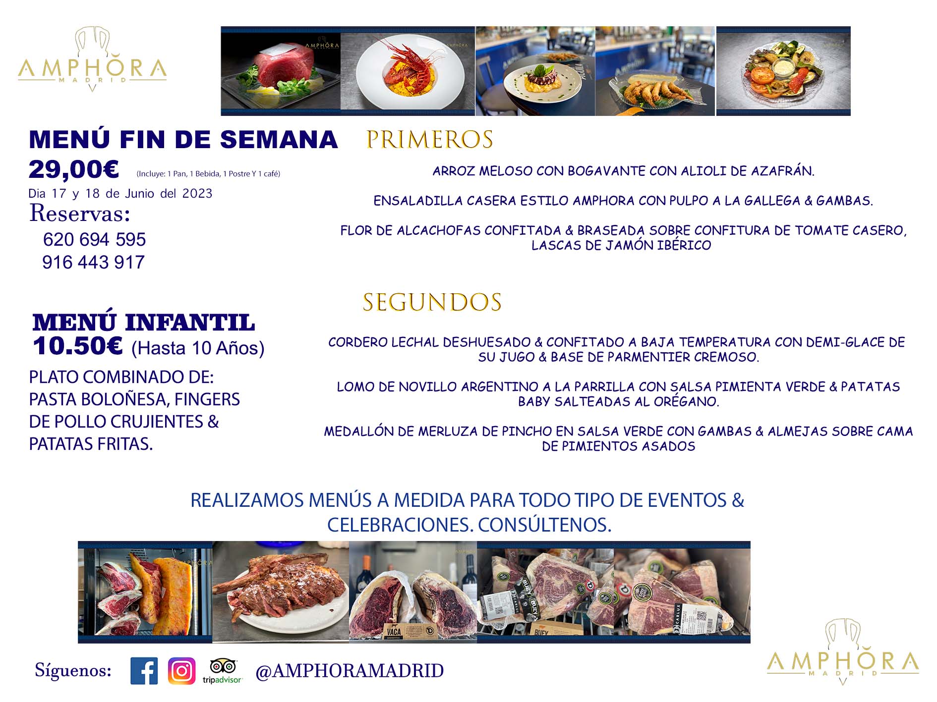 MENÚS FIN DE SEMANA SÁBADO 17 Y DOMINGO 18 DE JUNIO DE 2023 RESTAURANTE AMPHORA TERRAZA EN ALCORCÓN (DISPONEMOS DE UNA GRAN TERRAZA) Av. Leganés, 54 28923 · Alcorcón · Madrid · España. 91 644 39 17 620 694 595 También realizamos menús especiales a medida personalizados a grupos para todo tipo de eventos, como celebraciones, comidas o cenas de empresas, bautizos, bodas, cumpleaños, cenas o comidas de navidad 2022/2023, etc. Consúltenos o visite nuestras excelentes y amplias instalaciones y les prepararemos el menú más ajustado a sus necesidades y presupuesto. #RestaurantesEventos #RestaurantesMenúsCelebraciones #RestaurantesSalonesBodasBautizosComuniones #MenúsEspecialesparaEventosAlcorcón #MenúsCelebracionesAlcorcón #RestaurantesSalonesMenúsEspecialesGrupos #RestaurantesMenúsCumpleaños #ComidasCenasEmpresasAlcorcón #MenúsparaCenasComidasEventosEmpresasMadrid #MejoresTerrazasMadrid #MejorTerrazaAlcorcónMadrid #PresupuestosMenúsBodasComunionesBautizosAlcorcón #RestaurantesSecretosconEncantoMadrid #RestaurantesMenúsCenasComidasGruposEmpresasNavidadesAlcorcon #SalonesComidasCenasEmpresasAlcorcón #MenúsEventos #MenúsBodas #MenúsComuniones #MenúsCumpleaños #MenúsBautizos #MenúsEventosAlcorcón #MenúsBodasAlcorcón #MenúsComunionesAlcorcón #MenúsCumpleañosAlcorcón #MenúsBautizosAlcorcón #MenúsNavidadAlcorcón #MenúsComidasNavidad #MenúsCenasNavidad #SalonesEventosAlcorcón RESTAURANTES ALCORCÓN CELEBRACIONES EVENTOS CUMPLEAÑOS BODAS COMUNIONES BAUTIZOS, MENÚS ESPECIALES A MEDIDA PARA REUNIONES FAMILIARES EVENTOS CELEBRACIONES BODAS COMUNIONES BAUTIZOS EN ALCORCÓN, RESTAURANTES SALONES GRUPOS COMIDAS CENAS EN ALCORCÓN, RESTAURANTES COMIDAS CENAS EMPRESA ALCORCÓN MADRID, MEJORES TERRAZAS ALCORCÓN, MEJOR TERRAZA ALCORCÓN, RESTAURANTES SECRETOS CON ENCANTO EN MADRID, RESTAURANTES MENUS GRUPOS ESPECIALES COMIDAS CENAS EMPRESAS NAVIDADES ALCORCÓN, CONSÚLTE NUESTROS MENÚS A MEDIDA PARA EVENTOS - REALIZAMOS MENÚS A MEDIDA PARA BODAS, COMUNIONES, BAUTIZOS, CUMPLEAÑOS, CENAS COMIDAS DE EMPRESAS, ETC - NUESTRO RESTAURANTE DIPONE DE UNA EXTRAORDINARIA TERRAZA PARA TODO TIPO DE EVENTOS - NUESTROS SALONES INTERIORES SE ADAPTAN A TODO DE EVENTOS, YA SEAN PARTICULARES COMO DE EMPRESAS - RESTAURANTE PREPARADO PARA TODO TIPO DE EVENTOS DE CLIENTES DE LA ZONA SUR SUROESTE DE MADRID COMO ALCORCÓN MÓSTOLES FUENLABRADA VILLAVICIOSA DE ODÓN POZUELO DE ALARCÓN GETAFE LAS ROZAS MAJADAHONDA - UNO DE LOS MEJORES RESTAURANTES DE MADRID PARA COMER O CENAR A LA CARTA O CON NUESTROS MENÚS - CELEBRE CON NOSOTROS SUS REUNIONES FAMILIARES CUMPLEAÑOS BAUTIZOS COMUNIONES BODAS PRESENTACIONES ETC. PUES SERÁN UN ÉXITO - MEJORES RESTAURANTES SALONES CELEBRACIONES EN ALCORCÓN -RESTAURANTES MENUS GRUPOS COMIDAS CENAS REUNIONES EMPRESAS NAVIDADES 2022 2023 ALCORCÓN ZONA SUR MADRID.