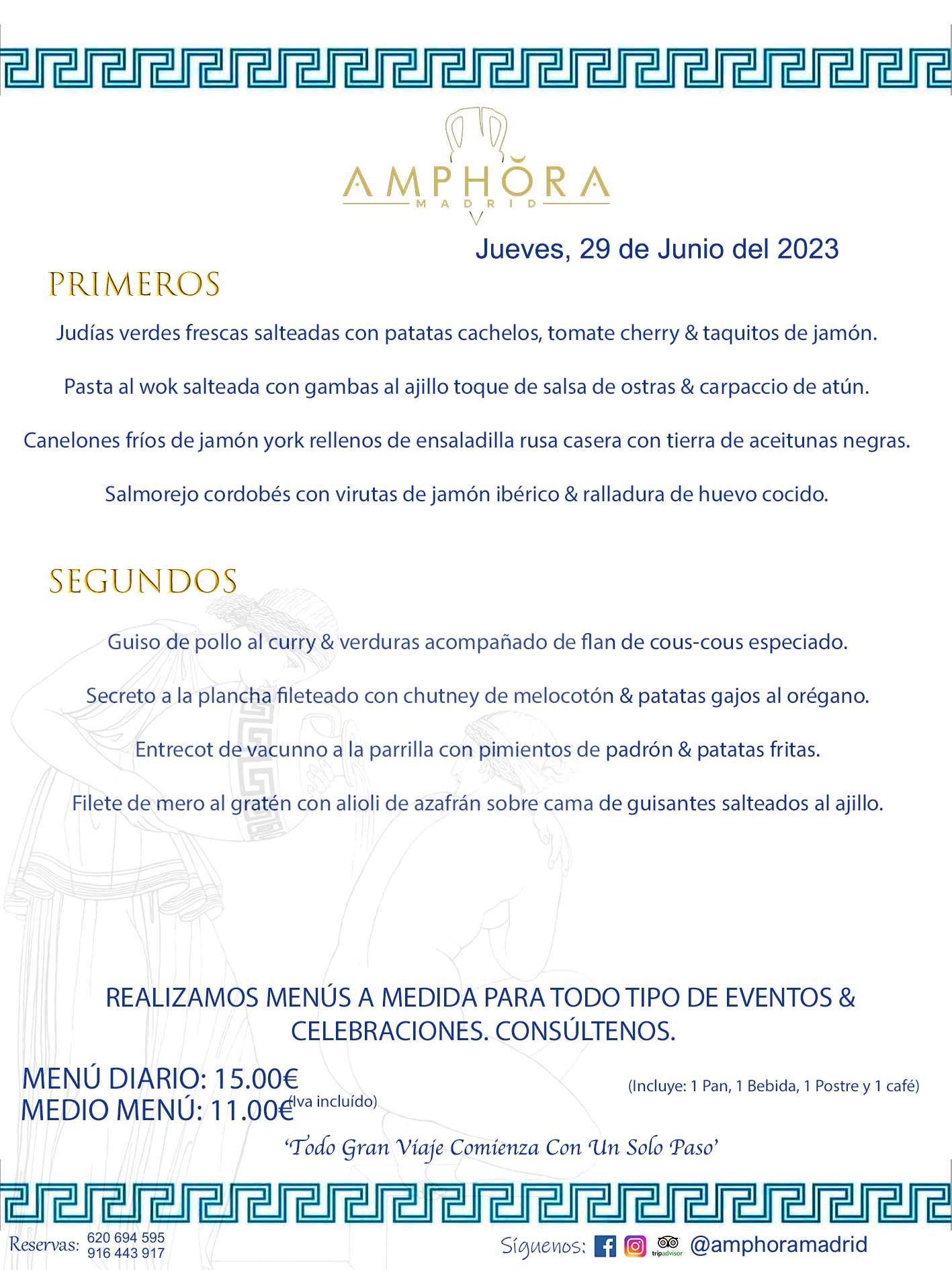 MENÚS DEL DÍA ALCORCÓN MENÚ DEL JUEVES 29 DE JUNIO DE 2023 MENÚS DIARIOS MEJORES MENÚS RESTAURANTES ALCORCÓN RESTAURANTE AMPHORA TERRAZA EN ALCORCÓN (DISPONEMOS DE UNA GRAN TERRAZA) Av. Leganés, 54 28923 · Alcorcón · Madrid · España. 91 644 39 17 620 694 595 También realizamos menús especiales a medida personalizados a grupos para todo tipo de eventos, como celebraciones, comidas o cenas de empresas, bautizos, bodas, cumpleaños, cenas o comidas de navidad 2023 2024, etc. Consúltenos o visite nuestras excelentes y amplias instalaciones y les prepararemos el menú más ajustado a sus necesidades y presupuesto. #RestaurantesEventos #RestaurantesMenúsCelebraciones #RestaurantesSalonesBodasBautizosComuniones #MenúsEspecialesparaEventosAlcorcón #MenúsCelebracionesAlcorcón #RestaurantesSalonesMenúsEspecialesGrupos #RestaurantesMenúsCumpleaños #ComidasCenasEmpresasAlcorcón #MenúsparaCenasComidasEventosEmpresasMadrid #MejoresTerrazasMadrid #MejorTerrazaAlcorcónMadrid #PresupuestosMenúsBodasComunionesBautizosAlcorcón #RestaurantesSecretosconEncantoMadrid #RestaurantesMenúsCenasComidasGruposEmpresasNavidadesAlcorcon #SalonesComidasCenasEmpresasAlcorcón #MenúsEventos #MenúsBodas #MenúsComuniones #MenúsCumpleaños #MenúsBautizos #MenúsEventosAlcorcón #MenúsBodasAlcorcón #MenúsComunionesAlcorcón #MenúsCumpleañosAlcorcón #MenúsBautizosAlcorcón #MenúsNavidadAlcorcón #MenúsComidasNavidad #MenúsCenasNavidad #SalonesEventosAlcorcón RESTAURANTES ALCORCÓN CELEBRACIONES EVENTOS CUMPLEAÑOS BODAS COMUNIONES BAUTIZOS, MENÚS ESPECIALES A MEDIDA PARA REUNIONES FAMILIARES EVENTOS CELEBRACIONES BODAS COMUNIONES BAUTIZOS EN ALCORCÓN, RESTAURANTES SALONES GRUPOS COMIDAS CENAS EN ALCORCÓN, RESTAURANTES COMIDAS CENAS EMPRESA ALCORCÓN MADRID, MEJORES TERRAZAS ALCORCÓN, MEJOR TERRAZA ALCORCÓN, RESTAURANTES SECRETOS CON ENCANTO EN MADRID, RESTAURANTES MENUS GRUPOS ESPECIALES COMIDAS CENAS EMPRESAS NAVIDADES ALCORCÓN, CONSÚLTE NUESTROS MENÚS A MEDIDA PARA EVENTOS - REALIZAMOS MENÚS A MEDIDA PARA BODAS, COMUNIONES, BAUTIZOS, CUMPLEAÑOS, CENAS COMIDAS DE EMPRESAS, ETC - NUESTRO RESTAURANTE DIPONE DE UNA EXTRAORDINARIA TERRAZA PARA TODO TIPO DE EVENTOS - NUESTROS SALONES INTERIORES SE ADAPTAN A TODO DE EVENTOS, YA SEAN PARTICULARES COMO DE EMPRESAS - RESTAURANTE PREPARADO PARA TODO TIPO DE EVENTOS DE CLIENTES DE LA ZONA SUR SUROESTE DE MADRID COMO ALCORCÓN MÓSTOLES FUENLABRADA VILLAVICIOSA DE ODÓN POZUELO DE ALARCÓN GETAFE LAS ROZAS MAJADAHONDA - UNO DE LOS MEJORES RESTAURANTES DE MADRID PARA COMER O CENAR A LA CARTA O CON NUESTROS MENÚS - CELEBRE CON NOSOTROS SUS REUNIONES FAMILIARES CUMPLEAÑOS BAUTIZOS COMUNIONES BODAS PRESENTACIONES ETC. PUES SERÁN UN ÉXITO - MEJORES RESTAURANTES SALONES CELEBRACIONES EN ALCORCÓN -RESTAURANTES MENUS GRUPOS COMIDAS CENAS REUNIONES EMPRESAS NAVIDADES 2023 2024 ALCORCÓN ZONA SUR MADRID.