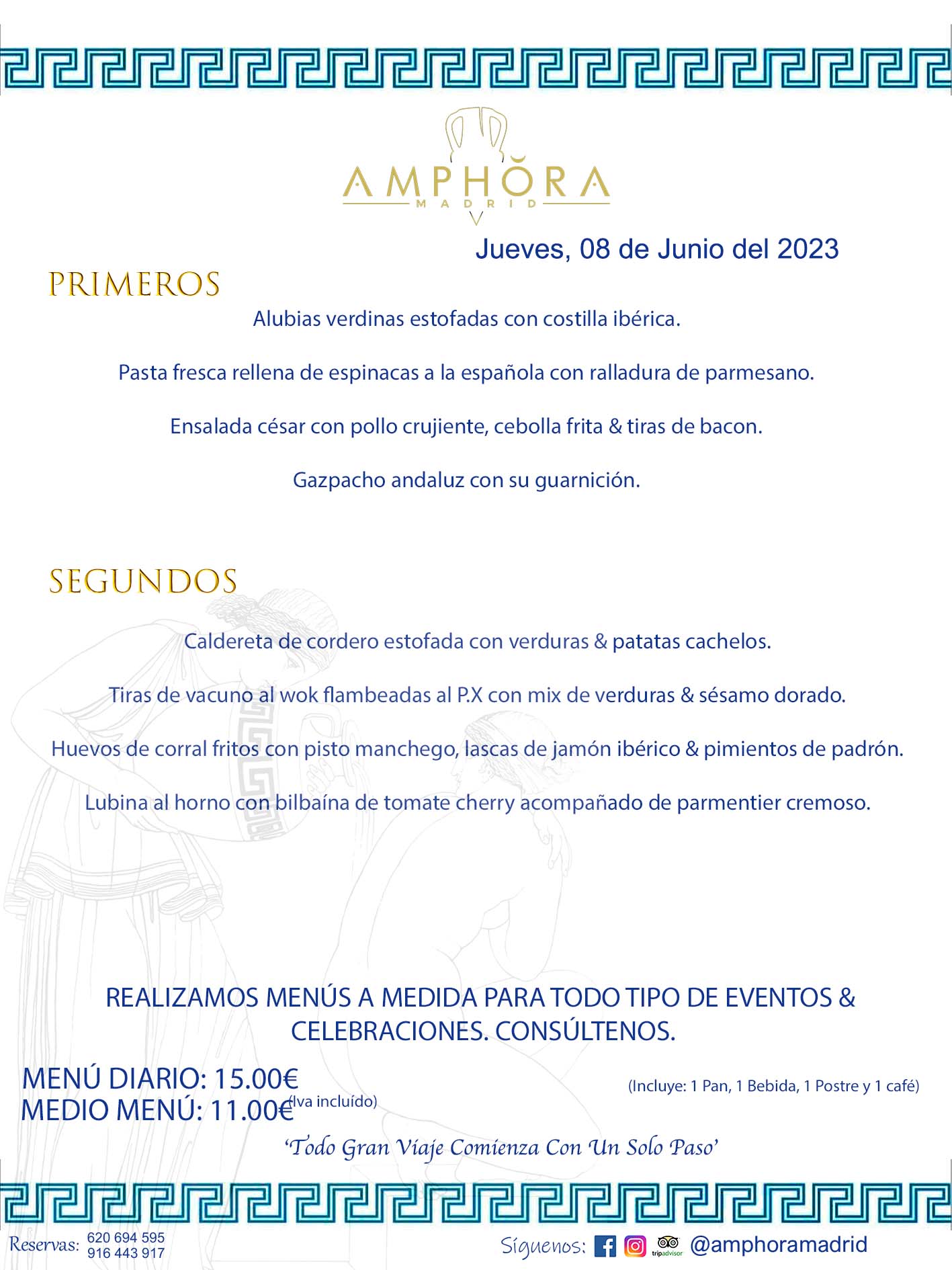 MENÚS DEL DÍA ALCORCÓN MENÚ DEL JUEVES 8 DE JUNIO DE 2023 MENÚS DIARIOS MEJORES MENÚS RESTAURANTES ALCORCÓN RESTAURANTE AMPHORA TERRAZA EN ALCORCÓN (DISPONEMOS DE UNA GRAN TERRAZA) Av. Leganés, 54 28923 · Alcorcón · Madrid · España. 91 644 39 17 620 694 595 También realizamos menús especiales a medida personalizados a grupos para todo tipo de eventos, como celebraciones, comidas o cenas de empresas, bautizos, bodas, cumpleaños, cenas o comidas de navidad 2023 2024, etc. Consúltenos o visite nuestras excelentes y amplias instalaciones y les prepararemos el menú más ajustado a sus necesidades y presupuesto. #RestaurantesEventos #RestaurantesMenúsCelebraciones #RestaurantesSalonesBodasBautizosComuniones #MenúsEspecialesparaEventosAlcorcón #MenúsCelebracionesAlcorcón #RestaurantesSalonesMenúsEspecialesGrupos #RestaurantesMenúsCumpleaños #ComidasCenasEmpresasAlcorcón #MenúsparaCenasComidasEventosEmpresasMadrid #MejoresTerrazasMadrid #MejorTerrazaAlcorcónMadrid #PresupuestosMenúsBodasComunionesBautizosAlcorcón #RestaurantesSecretosconEncantoMadrid #RestaurantesMenúsCenasComidasGruposEmpresasNavidadesAlcorcon #SalonesComidasCenasEmpresasAlcorcón #MenúsEventos #MenúsBodas #MenúsComuniones #MenúsCumpleaños #MenúsBautizos #MenúsEventosAlcorcón #MenúsBodasAlcorcón #MenúsComunionesAlcorcón #MenúsCumpleañosAlcorcón #MenúsBautizosAlcorcón #MenúsNavidadAlcorcón #MenúsComidasNavidad #MenúsCenasNavidad #SalonesEventosAlcorcón RESTAURANTES ALCORCÓN CELEBRACIONES EVENTOS CUMPLEAÑOS BODAS COMUNIONES BAUTIZOS, MENÚS ESPECIALES A MEDIDA PARA REUNIONES FAMILIARES EVENTOS CELEBRACIONES BODAS COMUNIONES BAUTIZOS EN ALCORCÓN, RESTAURANTES SALONES GRUPOS COMIDAS CENAS EN ALCORCÓN, RESTAURANTES COMIDAS CENAS EMPRESA ALCORCÓN MADRID, MEJORES TERRAZAS ALCORCÓN, MEJOR TERRAZA ALCORCÓN, RESTAURANTES SECRETOS CON ENCANTO EN MADRID, RESTAURANTES MENUS GRUPOS ESPECIALES COMIDAS CENAS EMPRESAS NAVIDADES ALCORCÓN, CONSÚLTE NUESTROS MENÚS A MEDIDA PARA EVENTOS - REALIZAMOS MENÚS A MEDIDA PARA BODAS, COMUNIONES, BAUTIZOS, CUMPLEAÑOS, CENAS COMIDAS DE EMPRESAS, ETC - NUESTRO RESTAURANTE DIPONE DE UNA EXTRAORDINARIA TERRAZA PARA TODO TIPO DE EVENTOS - NUESTROS SALONES INTERIORES SE ADAPTAN A TODO DE EVENTOS, YA SEAN PARTICULARES COMO DE EMPRESAS - RESTAURANTE PREPARADO PARA TODO TIPO DE EVENTOS DE CLIENTES DE LA ZONA SUR SUROESTE DE MADRID COMO ALCORCÓN MÓSTOLES FUENLABRADA VILLAVICIOSA DE ODÓN POZUELO DE ALARCÓN GETAFE LAS ROZAS MAJADAHONDA - UNO DE LOS MEJORES RESTAURANTES DE MADRID PARA COMER O CENAR A LA CARTA O CON NUESTROS MENÚS - CELEBRE CON NOSOTROS SUS REUNIONES FAMILIARES CUMPLEAÑOS BAUTIZOS COMUNIONES BODAS PRESENTACIONES ETC. PUES SERÁN UN ÉXITO - MEJORES RESTAURANTES SALONES CELEBRACIONES EN ALCORCÓN -RESTAURANTES MENUS GRUPOS COMIDAS CENAS REUNIONES EMPRESAS NAVIDADES 2023 2024 ALCORCÓN ZONA SUR MADRID.