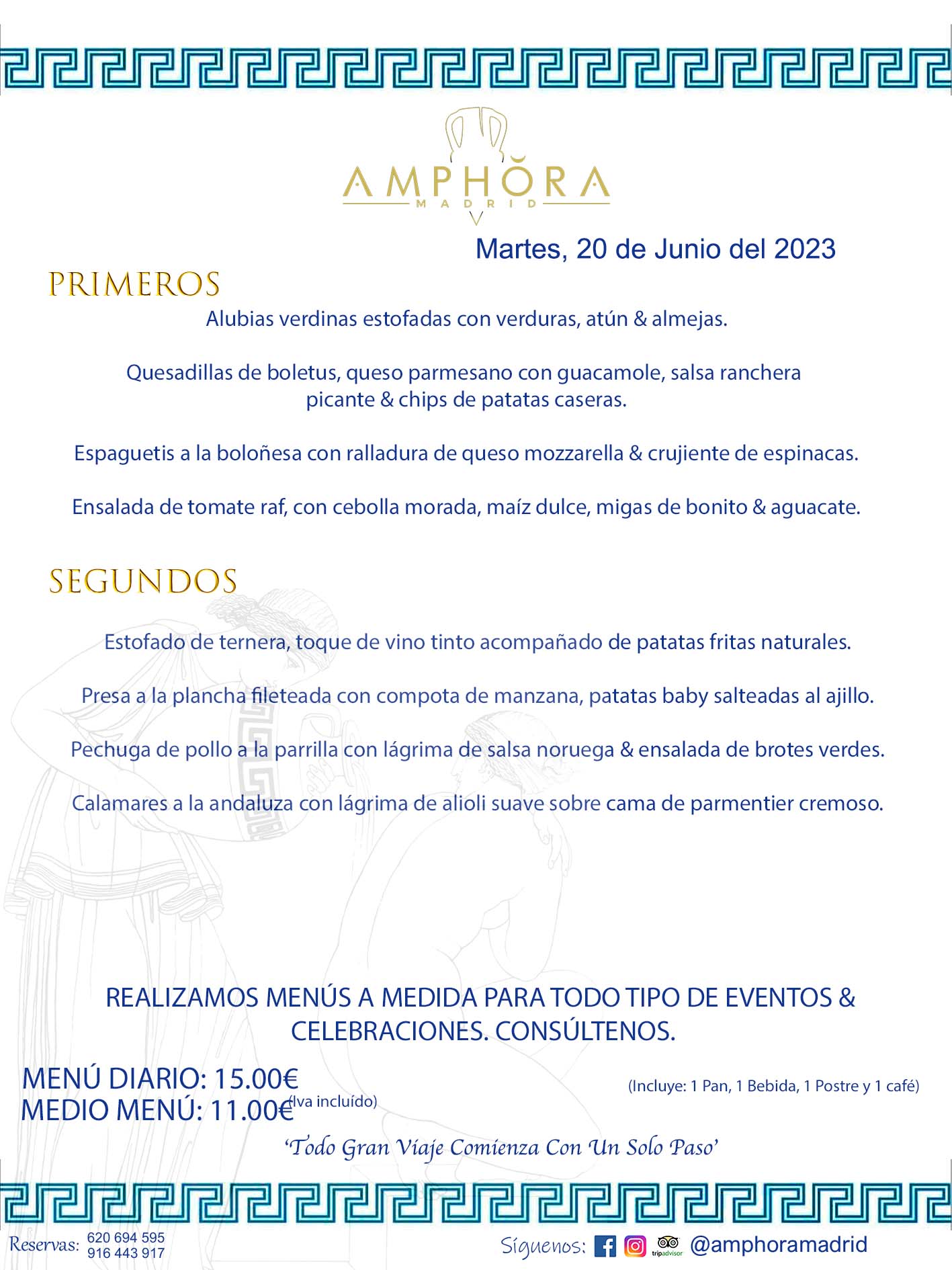 MENÚS DEL DÍA ALCORCÓN MENÚ DEL MARTES 20 DE JUNIO DE 2023 MENÚS DIARIOS MEJORES MENÚS RESTAURANTES ALCORCÓN RESTAURANTE AMPHORA TERRAZA EN ALCORCÓN (DISPONEMOS DE UNA GRAN TERRAZA) Av. Leganés, 54 28923 · Alcorcón · Madrid · España. 91 644 39 17 620 694 595 También realizamos menús especiales a medida personalizados a grupos para todo tipo de eventos, como celebraciones, comidas o cenas de empresas, bautizos, bodas, cumpleaños, cenas o comidas de navidad 2023 2024, etc. Consúltenos o visite nuestras excelentes y amplias instalaciones y les prepararemos el menú más ajustado a sus necesidades y presupuesto. #RestaurantesEventos #RestaurantesMenúsCelebraciones #RestaurantesSalonesBodasBautizosComuniones #MenúsEspecialesparaEventosAlcorcón #MenúsCelebracionesAlcorcón #RestaurantesSalonesMenúsEspecialesGrupos #RestaurantesMenúsCumpleaños #ComidasCenasEmpresasAlcorcón #MenúsparaCenasComidasEventosEmpresasMadrid #MejoresTerrazasMadrid #MejorTerrazaAlcorcónMadrid #PresupuestosMenúsBodasComunionesBautizosAlcorcón #RestaurantesSecretosconEncantoMadrid #RestaurantesMenúsCenasComidasGruposEmpresasNavidadesAlcorcon #SalonesComidasCenasEmpresasAlcorcón #MenúsEventos #MenúsBodas #MenúsComuniones #MenúsCumpleaños #MenúsBautizos #MenúsEventosAlcorcón #MenúsBodasAlcorcón #MenúsComunionesAlcorcón #MenúsCumpleañosAlcorcón #MenúsBautizosAlcorcón #MenúsNavidadAlcorcón #MenúsComidasNavidad #MenúsCenasNavidad #SalonesEventosAlcorcón RESTAURANTES ALCORCÓN CELEBRACIONES EVENTOS CUMPLEAÑOS BODAS COMUNIONES BAUTIZOS, MENÚS ESPECIALES A MEDIDA PARA REUNIONES FAMILIARES EVENTOS CELEBRACIONES BODAS COMUNIONES BAUTIZOS EN ALCORCÓN, RESTAURANTES SALONES GRUPOS COMIDAS CENAS EN ALCORCÓN, RESTAURANTES COMIDAS CENAS EMPRESA ALCORCÓN MADRID, MEJORES TERRAZAS ALCORCÓN, MEJOR TERRAZA ALCORCÓN, RESTAURANTES SECRETOS CON ENCANTO EN MADRID, RESTAURANTES MENUS GRUPOS ESPECIALES COMIDAS CENAS EMPRESAS NAVIDADES ALCORCÓN, CONSÚLTE NUESTROS MENÚS A MEDIDA PARA EVENTOS - REALIZAMOS MENÚS A MEDIDA PARA BODAS, COMUNIONES, BAUTIZOS, CUMPLEAÑOS, CENAS COMIDAS DE EMPRESAS, ETC - NUESTRO RESTAURANTE DIPONE DE UNA EXTRAORDINARIA TERRAZA PARA TODO TIPO DE EVENTOS - NUESTROS SALONES INTERIORES SE ADAPTAN A TODO DE EVENTOS, YA SEAN PARTICULARES COMO DE EMPRESAS - RESTAURANTE PREPARADO PARA TODO TIPO DE EVENTOS DE CLIENTES DE LA ZONA SUR SUROESTE DE MADRID COMO ALCORCÓN MÓSTOLES FUENLABRADA VILLAVICIOSA DE ODÓN POZUELO DE ALARCÓN GETAFE LAS ROZAS MAJADAHONDA - UNO DE LOS MEJORES RESTAURANTES DE MADRID PARA COMER O CENAR A LA CARTA O CON NUESTROS MENÚS - CELEBRE CON NOSOTROS SUS REUNIONES FAMILIARES CUMPLEAÑOS BAUTIZOS COMUNIONES BODAS PRESENTACIONES ETC. PUES SERÁN UN ÉXITO - MEJORES RESTAURANTES SALONES CELEBRACIONES EN ALCORCÓN -RESTAURANTES MENUS GRUPOS COMIDAS CENAS REUNIONES EMPRESAS NAVIDADES 2023 2024 ALCORCÓN ZONA SUR MADRID.