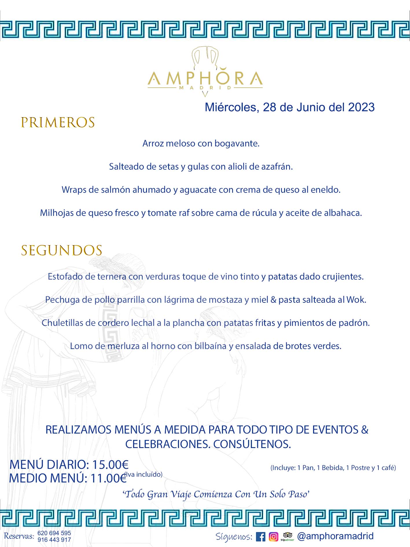 MENÚS DEL DÍA ALCORCÓN MENÚ DEL MIÉRCOLES 28 DE JUNIO DE 2023 MENÚS DIARIOS MEJORES MENÚS RESTAURANTES ALCORCÓN RESTAURANTE AMPHORA TERRAZA EN ALCORCÓN (DISPONEMOS DE UNA GRAN TERRAZA) Av. Leganés, 54 28923 · Alcorcón · Madrid · España. 91 644 39 17 620 694 595 También realizamos menús especiales a medida personalizados a grupos para todo tipo de eventos, como celebraciones, comidas o cenas de empresas, bautizos, bodas, cumpleaños, cenas o comidas de navidad 2023 2024, etc. Consúltenos o visite nuestras excelentes y amplias instalaciones y les prepararemos el menú más ajustado a sus necesidades y presupuesto. #RestaurantesEventos #RestaurantesMenúsCelebraciones #RestaurantesSalonesBodasBautizosComuniones #MenúsEspecialesparaEventosAlcorcón #MenúsCelebracionesAlcorcón #RestaurantesSalonesMenúsEspecialesGrupos #RestaurantesMenúsCumpleaños #ComidasCenasEmpresasAlcorcón #MenúsparaCenasComidasEventosEmpresasMadrid #MejoresTerrazasMadrid #MejorTerrazaAlcorcónMadrid #PresupuestosMenúsBodasComunionesBautizosAlcorcón #RestaurantesSecretosconEncantoMadrid #RestaurantesMenúsCenasComidasGruposEmpresasNavidadesAlcorcon #SalonesComidasCenasEmpresasAlcorcón #MenúsEventos #MenúsBodas #MenúsComuniones #MenúsCumpleaños #MenúsBautizos #MenúsEventosAlcorcón #MenúsBodasAlcorcón #MenúsComunionesAlcorcón #MenúsCumpleañosAlcorcón #MenúsBautizosAlcorcón #MenúsNavidadAlcorcón #MenúsComidasNavidad #MenúsCenasNavidad #SalonesEventosAlcorcón RESTAURANTES ALCORCÓN CELEBRACIONES EVENTOS CUMPLEAÑOS BODAS COMUNIONES BAUTIZOS, MENÚS ESPECIALES A MEDIDA PARA REUNIONES FAMILIARES EVENTOS CELEBRACIONES BODAS COMUNIONES BAUTIZOS EN ALCORCÓN, RESTAURANTES SALONES GRUPOS COMIDAS CENAS EN ALCORCÓN, RESTAURANTES COMIDAS CENAS EMPRESA ALCORCÓN MADRID, MEJORES TERRAZAS ALCORCÓN, MEJOR TERRAZA ALCORCÓN, RESTAURANTES SECRETOS CON ENCANTO EN MADRID, RESTAURANTES MENUS GRUPOS ESPECIALES COMIDAS CENAS EMPRESAS NAVIDADES ALCORCÓN, CONSÚLTE NUESTROS MENÚS A MEDIDA PARA EVENTOS - REALIZAMOS MENÚS A MEDIDA PARA BODAS, COMUNIONES, BAUTIZOS, CUMPLEAÑOS, CENAS COMIDAS DE EMPRESAS, ETC - NUESTRO RESTAURANTE DIPONE DE UNA EXTRAORDINARIA TERRAZA PARA TODO TIPO DE EVENTOS - NUESTROS SALONES INTERIORES SE ADAPTAN A TODO DE EVENTOS, YA SEAN PARTICULARES COMO DE EMPRESAS - RESTAURANTE PREPARADO PARA TODO TIPO DE EVENTOS DE CLIENTES DE LA ZONA SUR SUROESTE DE MADRID COMO ALCORCÓN MÓSTOLES FUENLABRADA VILLAVICIOSA DE ODÓN POZUELO DE ALARCÓN GETAFE LAS ROZAS MAJADAHONDA - UNO DE LOS MEJORES RESTAURANTES DE MADRID PARA COMER O CENAR A LA CARTA O CON NUESTROS MENÚS - CELEBRE CON NOSOTROS SUS REUNIONES FAMILIARES CUMPLEAÑOS BAUTIZOS COMUNIONES BODAS PRESENTACIONES ETC. PUES SERÁN UN ÉXITO - MEJORES RESTAURANTES SALONES CELEBRACIONES EN ALCORCÓN -RESTAURANTES MENUS GRUPOS COMIDAS CENAS REUNIONES EMPRESAS NAVIDADES 2023 2024 ALCORCÓN ZONA SUR MADRID.