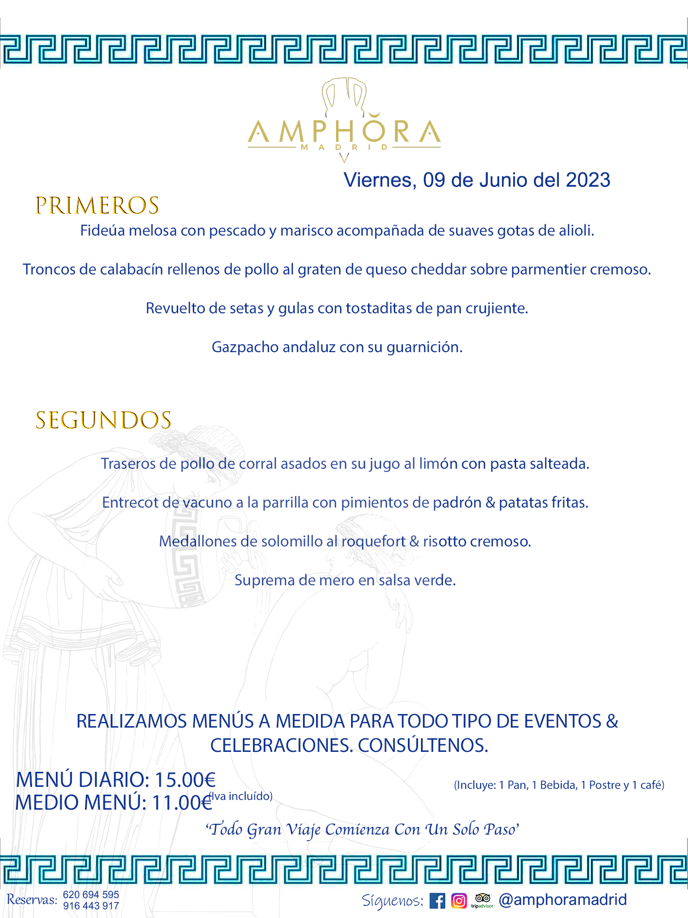 MENÚS DEL DÍA ALCORCÓN MENÚ DEL VIERNES 9 DE JUNIO DE 2023 MENÚS DIARIOS MEJORES MENÚS RESTAURANTES ALCORCÓN RESTAURANTE AMPHORA TERRAZA EN ALCORCÓN (DISPONEMOS DE UNA GRAN TERRAZA) Av. Leganés, 54 28923 · Alcorcón · Madrid · España. 91 644 39 17 620 694 595 También realizamos menús especiales a medida personalizados a grupos para todo tipo de eventos, como celebraciones, comidas o cenas de empresas, bautizos, bodas, cumpleaños, cenas o comidas de navidad 2023 2024, etc. Consúltenos o visite nuestras excelentes y amplias instalaciones y les prepararemos el menú más ajustado a sus necesidades y presupuesto. #RestaurantesEventos #RestaurantesMenúsCelebraciones #RestaurantesSalonesBodasBautizosComuniones #MenúsEspecialesparaEventosAlcorcón #MenúsCelebracionesAlcorcón #RestaurantesSalonesMenúsEspecialesGrupos #RestaurantesMenúsCumpleaños #ComidasCenasEmpresasAlcorcón #MenúsparaCenasComidasEventosEmpresasMadrid #MejoresTerrazasMadrid #MejorTerrazaAlcorcónMadrid #PresupuestosMenúsBodasComunionesBautizosAlcorcón #RestaurantesSecretosconEncantoMadrid #RestaurantesMenúsCenasComidasGruposEmpresasNavidadesAlcorcon #SalonesComidasCenasEmpresasAlcorcón #MenúsEventos #MenúsBodas #MenúsComuniones #MenúsCumpleaños #MenúsBautizos #MenúsEventosAlcorcón #MenúsBodasAlcorcón #MenúsComunionesAlcorcón #MenúsCumpleañosAlcorcón #MenúsBautizosAlcorcón #MenúsNavidadAlcorcón #MenúsComidasNavidad #MenúsCenasNavidad #SalonesEventosAlcorcón RESTAURANTES ALCORCÓN CELEBRACIONES EVENTOS CUMPLEAÑOS BODAS COMUNIONES BAUTIZOS, MENÚS ESPECIALES A MEDIDA PARA REUNIONES FAMILIARES EVENTOS CELEBRACIONES BODAS COMUNIONES BAUTIZOS EN ALCORCÓN, RESTAURANTES SALONES GRUPOS COMIDAS CENAS EN ALCORCÓN, RESTAURANTES COMIDAS CENAS EMPRESA ALCORCÓN MADRID, MEJORES TERRAZAS ALCORCÓN, MEJOR TERRAZA ALCORCÓN, RESTAURANTES SECRETOS CON ENCANTO EN MADRID, RESTAURANTES MENUS GRUPOS ESPECIALES COMIDAS CENAS EMPRESAS NAVIDADES ALCORCÓN, CONSÚLTE NUESTROS MENÚS A MEDIDA PARA EVENTOS - REALIZAMOS MENÚS A MEDIDA PARA BODAS, COMUNIONES, BAUTIZOS, CUMPLEAÑOS, CENAS COMIDAS DE EMPRESAS, ETC - NUESTRO RESTAURANTE DIPONE DE UNA EXTRAORDINARIA TERRAZA PARA TODO TIPO DE EVENTOS - NUESTROS SALONES INTERIORES SE ADAPTAN A TODO DE EVENTOS, YA SEAN PARTICULARES COMO DE EMPRESAS - RESTAURANTE PREPARADO PARA TODO TIPO DE EVENTOS DE CLIENTES DE LA ZONA SUR SUROESTE DE MADRID COMO ALCORCÓN MÓSTOLES FUENLABRADA VILLAVICIOSA DE ODÓN POZUELO DE ALARCÓN GETAFE LAS ROZAS MAJADAHONDA - UNO DE LOS MEJORES RESTAURANTES DE MADRID PARA COMER O CENAR A LA CARTA O CON NUESTROS MENÚS - CELEBRE CON NOSOTROS SUS REUNIONES FAMILIARES CUMPLEAÑOS BAUTIZOS COMUNIONES BODAS PRESENTACIONES ETC. PUES SERÁN UN ÉXITO - MEJORES RESTAURANTES SALONES CELEBRACIONES EN ALCORCÓN -RESTAURANTES MENUS GRUPOS COMIDAS CENAS REUNIONES EMPRESAS NAVIDADES 2023 2024 ALCORCÓN ZONA SUR MADRID.