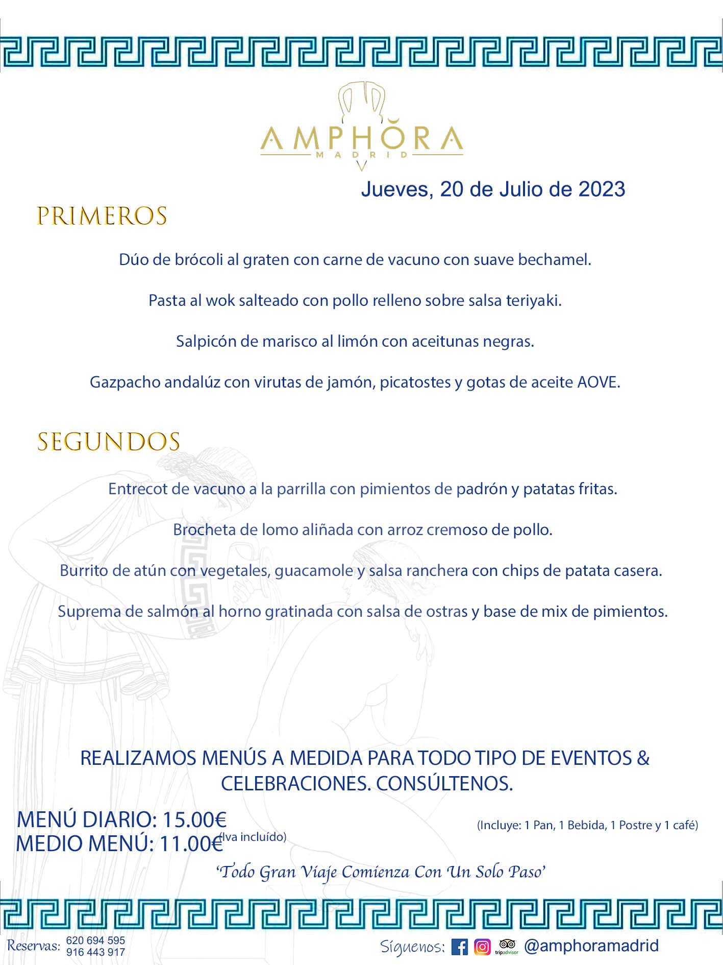 MENÚS DEL DÍA ALCORCÓN MENÚ DEL JUEVES 20 DE JULIO DE 2023 MENÚS DIARIOS MEJORES MENÚS RESTAURANTES ALCORCÓN RESTAURANTE AMPHORA TERRAZA EN ALCORCÓN (DISPONEMOS DE UNA GRAN TERRAZA) Av. Leganés, 54 28923 · Alcorcón · Madrid · España. 91 644 39 17 620 694 595 También realizamos menús especiales a medida personalizados a grupos para todo tipo de eventos, como celebraciones, comidas o cenas de empresas, bautizos, bodas, cumpleaños, cenas o comidas de navidad 2023 2024, etc. Consúltenos o visite nuestras excelentes y amplias instalaciones y les prepararemos el menú más ajustado a sus necesidades y presupuesto. #RestaurantesEventos #RestaurantesMenúsCelebraciones #RestaurantesSalonesBodasBautizosComuniones #MenúsEspecialesparaEventosAlcorcón #MenúsCelebracionesAlcorcón #RestaurantesSalonesMenúsEspecialesGrupos #RestaurantesMenúsCumpleaños #ComidasCenasEmpresasAlcorcón #MenúsparaCenasComidasEventosEmpresasMadrid #MejoresTerrazasMadrid #MejorTerrazaAlcorcónMadrid #PresupuestosMenúsBodasComunionesBautizosAlcorcón #RestaurantesSecretosconEncantoMadrid #RestaurantesMenúsCenasComidasGruposEmpresasNavidadesAlcorcon #SalonesComidasCenasEmpresasAlcorcón #MenúsEventos #MenúsBodas #MenúsComuniones #MenúsCumpleaños #MenúsBautizos #MenúsEventosAlcorcón #MenúsBodasAlcorcón #MenúsComunionesAlcorcón #MenúsCumpleañosAlcorcón #MenúsBautizosAlcorcón #MenúsNavidadAlcorcón #MenúsComidasNavidad #MenúsCenasNavidad #SalonesEventosAlcorcón RESTAURANTES ALCORCÓN CELEBRACIONES EVENTOS CUMPLEAÑOS BODAS COMUNIONES BAUTIZOS, MENÚS ESPECIALES A MEDIDA PARA REUNIONES FAMILIARES EVENTOS CELEBRACIONES BODAS COMUNIONES BAUTIZOS EN ALCORCÓN, RESTAURANTES SALONES GRUPOS COMIDAS CENAS EN ALCORCÓN, RESTAURANTES COMIDAS CENAS EMPRESA ALCORCÓN MADRID, MEJORES TERRAZAS ALCORCÓN, MEJOR TERRAZA ALCORCÓN, RESTAURANTES SECRETOS CON ENCANTO EN MADRID, RESTAURANTES MENUS GRUPOS ESPECIALES COMIDAS CENAS EMPRESAS NAVIDADES ALCORCÓN, CONSÚLTE NUESTROS MENÚS A MEDIDA PARA EVENTOS - REALIZAMOS MENÚS A MEDIDA PARA BODAS, COMUNIONES, BAUTIZOS, CUMPLEAÑOS, CENAS COMIDAS DE EMPRESAS, ETC - NUESTRO RESTAURANTE DIPONE DE UNA EXTRAORDINARIA TERRAZA PARA TODO TIPO DE EVENTOS - NUESTROS SALONES INTERIORES SE ADAPTAN A TODO DE EVENTOS, YA SEAN PARTICULARES COMO DE EMPRESAS - RESTAURANTE PREPARADO PARA TODO TIPO DE EVENTOS DE CLIENTES DE LA ZONA SUR SUROESTE DE MADRID COMO ALCORCÓN MÓSTOLES FUENLABRADA VILLAVICIOSA DE ODÓN POZUELO DE ALARCÓN GETAFE LAS ROZAS MAJADAHONDA - UNO DE LOS MEJORES RESTAURANTES DE MADRID PARA COMER O CENAR A LA CARTA O CON NUESTROS MENÚS - CELEBRE CON NOSOTROS SUS REUNIONES FAMILIARES CUMPLEAÑOS BAUTIZOS COMUNIONES BODAS PRESENTACIONES ETC. PUES SERÁN UN ÉXITO - MEJORES RESTAURANTES SALONES CELEBRACIONES EN ALCORCÓN -RESTAURANTES MENUS GRUPOS COMIDAS CENAS REUNIONES EMPRESAS NAVIDADES 2023 2024 ALCORCÓN ZONA SUR MADRID.