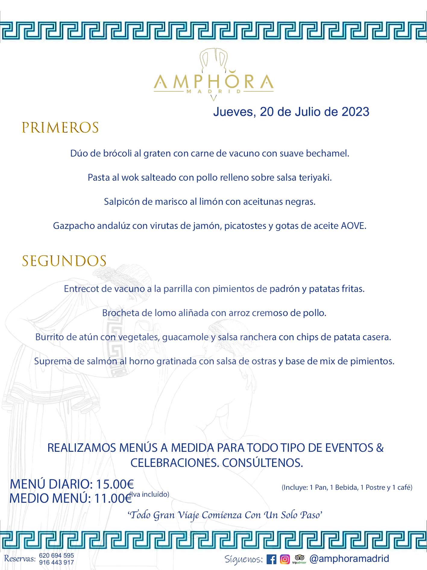 MENÚS DEL DÍA ALCORCÓN MENÚ DEL JUEVES 20 DE JULIO DE 2023 MENÚS DIARIOS MEJORES MENÚS RESTAURANTES ALCORCÓN RESTAURANTE AMPHORA TERRAZA EN ALCORCÓN (DISPONEMOS DE UNA GRAN TERRAZA) Av. Leganés, 54 28923 · Alcorcón · Madrid · España. 91 644 39 17 620 694 595 También realizamos menús especiales a medida personalizados a grupos para todo tipo de eventos, como celebraciones, comidas o cenas de empresas, bautizos, bodas, cumpleaños, cenas o comidas de navidad 2023 2024, etc. Consúltenos o visite nuestras excelentes y amplias instalaciones y les prepararemos el menú más ajustado a sus necesidades y presupuesto. #RestaurantesEventos #RestaurantesMenúsCelebraciones #RestaurantesSalonesBodasBautizosComuniones #MenúsEspecialesparaEventosAlcorcón #MenúsCelebracionesAlcorcón #RestaurantesSalonesMenúsEspecialesGrupos #RestaurantesMenúsCumpleaños #ComidasCenasEmpresasAlcorcón #MenúsparaCenasComidasEventosEmpresasMadrid #MejoresTerrazasMadrid #MejorTerrazaAlcorcónMadrid #PresupuestosMenúsBodasComunionesBautizosAlcorcón #RestaurantesSecretosconEncantoMadrid #RestaurantesMenúsCenasComidasGruposEmpresasNavidadesAlcorcon #SalonesComidasCenasEmpresasAlcorcón #MenúsEventos #MenúsBodas #MenúsComuniones #MenúsCumpleaños #MenúsBautizos #MenúsEventosAlcorcón #MenúsBodasAlcorcón #MenúsComunionesAlcorcón #MenúsCumpleañosAlcorcón #MenúsBautizosAlcorcón #MenúsNavidadAlcorcón #MenúsComidasNavidad #MenúsCenasNavidad #SalonesEventosAlcorcón RESTAURANTES ALCORCÓN CELEBRACIONES EVENTOS CUMPLEAÑOS BODAS COMUNIONES BAUTIZOS, MENÚS ESPECIALES A MEDIDA PARA REUNIONES FAMILIARES EVENTOS CELEBRACIONES BODAS COMUNIONES BAUTIZOS EN ALCORCÓN, RESTAURANTES SALONES GRUPOS COMIDAS CENAS EN ALCORCÓN, RESTAURANTES COMIDAS CENAS EMPRESA ALCORCÓN MADRID, MEJORES TERRAZAS ALCORCÓN, MEJOR TERRAZA ALCORCÓN, RESTAURANTES SECRETOS CON ENCANTO EN MADRID, RESTAURANTES MENUS GRUPOS ESPECIALES COMIDAS CENAS EMPRESAS NAVIDADES ALCORCÓN, CONSÚLTE NUESTROS MENÚS A MEDIDA PARA EVENTOS - REALIZAMOS MENÚS A MEDIDA PARA BODAS, COMUNIONES, BAUTIZOS, CUMPLEAÑOS, CENAS COMIDAS DE EMPRESAS, ETC - NUESTRO RESTAURANTE DIPONE DE UNA EXTRAORDINARIA TERRAZA PARA TODO TIPO DE EVENTOS - NUESTROS SALONES INTERIORES SE ADAPTAN A TODO DE EVENTOS, YA SEAN PARTICULARES COMO DE EMPRESAS - RESTAURANTE PREPARADO PARA TODO TIPO DE EVENTOS DE CLIENTES DE LA ZONA SUR SUROESTE DE MADRID COMO ALCORCÓN MÓSTOLES FUENLABRADA VILLAVICIOSA DE ODÓN POZUELO DE ALARCÓN GETAFE LAS ROZAS MAJADAHONDA - UNO DE LOS MEJORES RESTAURANTES DE MADRID PARA COMER O CENAR A LA CARTA O CON NUESTROS MENÚS - CELEBRE CON NOSOTROS SUS REUNIONES FAMILIARES CUMPLEAÑOS BAUTIZOS COMUNIONES BODAS PRESENTACIONES ETC. PUES SERÁN UN ÉXITO - MEJORES RESTAURANTES SALONES CELEBRACIONES EN ALCORCÓN -RESTAURANTES MENUS GRUPOS COMIDAS CENAS REUNIONES EMPRESAS NAVIDADES 2023 2024 ALCORCÓN ZONA SUR MADRID.