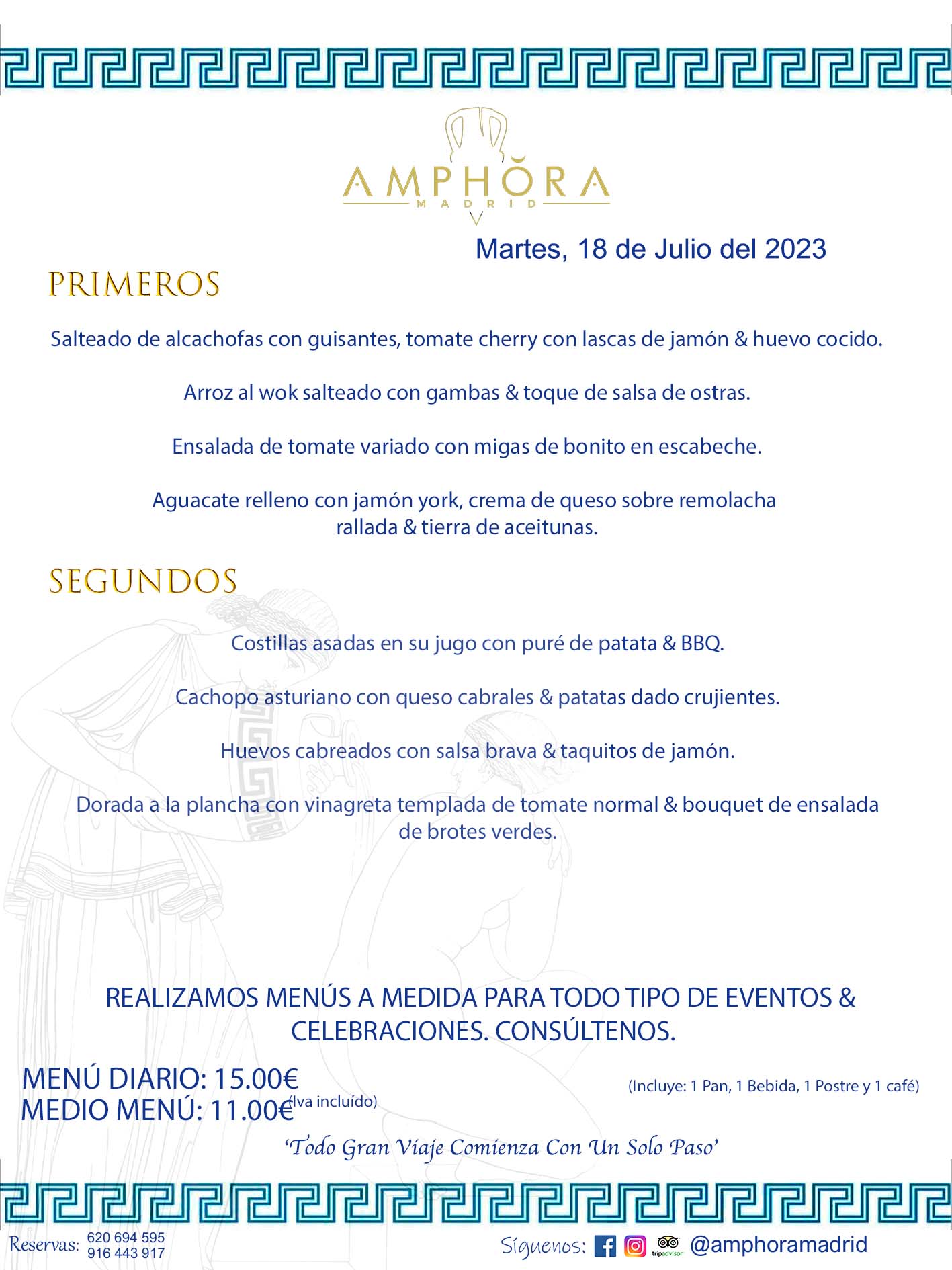 MENÚS DEL DÍA ALCORCÓN MENÚ DEL MARTES 18 DE JULIO DE 2023 MENÚS DIARIOS MEJORES MENÚS RESTAURANTES ALCORCÓN RESTAURANTE AMPHORA TERRAZA EN ALCORCÓN (DISPONEMOS DE UNA GRAN TERRAZA) Av. Leganés, 54 28923 · Alcorcón · Madrid · España. 91 644 39 17 620 694 595 También realizamos menús especiales a medida personalizados a grupos para todo tipo de eventos, como celebraciones, comidas o cenas de empresas, bautizos, bodas, cumpleaños, cenas o comidas de navidad 2023 2024, etc. Consúltenos o visite nuestras excelentes y amplias instalaciones y les prepararemos el menú más ajustado a sus necesidades y presupuesto. #RestaurantesEventos #RestaurantesMenúsCelebraciones #RestaurantesSalonesBodasBautizosComuniones #MenúsEspecialesparaEventosAlcorcón #MenúsCelebracionesAlcorcón #RestaurantesSalonesMenúsEspecialesGrupos #RestaurantesMenúsCumpleaños #ComidasCenasEmpresasAlcorcón #MenúsparaCenasComidasEventosEmpresasMadrid #MejoresTerrazasMadrid #MejorTerrazaAlcorcónMadrid #PresupuestosMenúsBodasComunionesBautizosAlcorcón #RestaurantesSecretosconEncantoMadrid #RestaurantesMenúsCenasComidasGruposEmpresasNavidadesAlcorcon #SalonesComidasCenasEmpresasAlcorcón #MenúsEventos #MenúsBodas #MenúsComuniones #MenúsCumpleaños #MenúsBautizos #MenúsEventosAlcorcón #MenúsBodasAlcorcón #MenúsComunionesAlcorcón #MenúsCumpleañosAlcorcón #MenúsBautizosAlcorcón #MenúsNavidadAlcorcón #MenúsComidasNavidad #MenúsCenasNavidad #SalonesEventosAlcorcón RESTAURANTES ALCORCÓN CELEBRACIONES EVENTOS CUMPLEAÑOS BODAS COMUNIONES BAUTIZOS, MENÚS ESPECIALES A MEDIDA PARA REUNIONES FAMILIARES EVENTOS CELEBRACIONES BODAS COMUNIONES BAUTIZOS EN ALCORCÓN, RESTAURANTES SALONES GRUPOS COMIDAS CENAS EN ALCORCÓN, RESTAURANTES COMIDAS CENAS EMPRESA ALCORCÓN MADRID, MEJORES TERRAZAS ALCORCÓN, MEJOR TERRAZA ALCORCÓN, RESTAURANTES SECRETOS CON ENCANTO EN MADRID, RESTAURANTES MENUS GRUPOS ESPECIALES COMIDAS CENAS EMPRESAS NAVIDADES ALCORCÓN, CONSÚLTE NUESTROS MENÚS A MEDIDA PARA EVENTOS - REALIZAMOS MENÚS A MEDIDA PARA BODAS, COMUNIONES, BAUTIZOS, CUMPLEAÑOS, CENAS COMIDAS DE EMPRESAS, ETC - NUESTRO RESTAURANTE DIPONE DE UNA EXTRAORDINARIA TERRAZA PARA TODO TIPO DE EVENTOS - NUESTROS SALONES INTERIORES SE ADAPTAN A TODO DE EVENTOS, YA SEAN PARTICULARES COMO DE EMPRESAS - RESTAURANTE PREPARADO PARA TODO TIPO DE EVENTOS DE CLIENTES DE LA ZONA SUR SUROESTE DE MADRID COMO ALCORCÓN MÓSTOLES FUENLABRADA VILLAVICIOSA DE ODÓN POZUELO DE ALARCÓN GETAFE LAS ROZAS MAJADAHONDA - UNO DE LOS MEJORES RESTAURANTES DE MADRID PARA COMER O CENAR A LA CARTA O CON NUESTROS MENÚS - CELEBRE CON NOSOTROS SUS REUNIONES FAMILIARES CUMPLEAÑOS BAUTIZOS COMUNIONES BODAS PRESENTACIONES ETC. PUES SERÁN UN ÉXITO - MEJORES RESTAURANTES SALONES CELEBRACIONES EN ALCORCÓN -RESTAURANTES MENUS GRUPOS COMIDAS CENAS REUNIONES EMPRESAS NAVIDADES 2023 2024 ALCORCÓN ZONA SUR MADRID.