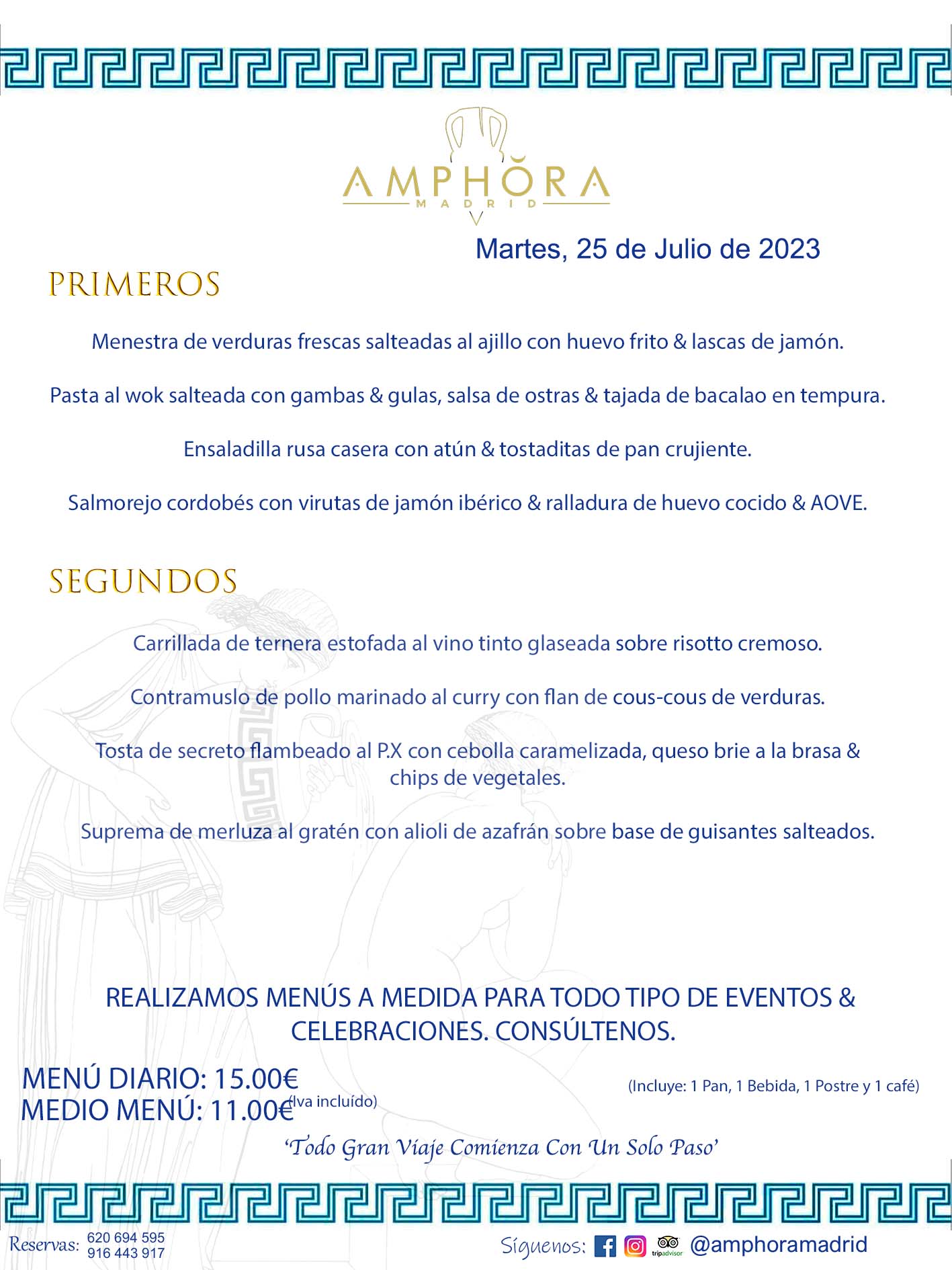 MENÚS DEL DÍA ALCORCÓN MENÚ DEL MARTES 25 DE JULIO DE 2023 MENÚS DIARIOS MEJORES MENÚS RESTAURANTES ALCORCÓN RESTAURANTE AMPHORA TERRAZA EN ALCORCÓN (DISPONEMOS DE UNA GRAN TERRAZA) Av. Leganés, 54 28923 · Alcorcón · Madrid · España. 91 644 39 17 620 694 595 También realizamos menús especiales a medida personalizados a grupos para todo tipo de eventos, como celebraciones, comidas o cenas de empresas, bautizos, bodas, cumpleaños, cenas o comidas de navidad 2023 2024, etc. Consúltenos o visite nuestras excelentes y amplias instalaciones y les prepararemos el menú más ajustado a sus necesidades y presupuesto. #RestaurantesEventos #RestaurantesMenúsCelebraciones #RestaurantesSalonesBodasBautizosComuniones #MenúsEspecialesparaEventosAlcorcón #MenúsCelebracionesAlcorcón #RestaurantesSalonesMenúsEspecialesGrupos #RestaurantesMenúsCumpleaños #ComidasCenasEmpresasAlcorcón #MenúsparaCenasComidasEventosEmpresasMadrid #MejoresTerrazasMadrid #MejorTerrazaAlcorcónMadrid #PresupuestosMenúsBodasComunionesBautizosAlcorcón #RestaurantesSecretosconEncantoMadrid #RestaurantesMenúsCenasComidasGruposEmpresasNavidadesAlcorcon #SalonesComidasCenasEmpresasAlcorcón #MenúsEventos #MenúsBodas #MenúsComuniones #MenúsCumpleaños #MenúsBautizos #MenúsEventosAlcorcón #MenúsBodasAlcorcón #MenúsComunionesAlcorcón #MenúsCumpleañosAlcorcón #MenúsBautizosAlcorcón #MenúsNavidadAlcorcón #MenúsComidasNavidad #MenúsCenasNavidad #SalonesEventosAlcorcón RESTAURANTES ALCORCÓN CELEBRACIONES EVENTOS CUMPLEAÑOS BODAS COMUNIONES BAUTIZOS, MENÚS ESPECIALES A MEDIDA PARA REUNIONES FAMILIARES EVENTOS CELEBRACIONES BODAS COMUNIONES BAUTIZOS EN ALCORCÓN, RESTAURANTES SALONES GRUPOS COMIDAS CENAS EN ALCORCÓN, RESTAURANTES COMIDAS CENAS EMPRESA ALCORCÓN MADRID, MEJORES TERRAZAS ALCORCÓN, MEJOR TERRAZA ALCORCÓN, RESTAURANTES SECRETOS CON ENCANTO EN MADRID, RESTAURANTES MENUS GRUPOS ESPECIALES COMIDAS CENAS EMPRESAS NAVIDADES ALCORCÓN, CONSÚLTE NUESTROS MENÚS A MEDIDA PARA EVENTOS - REALIZAMOS MENÚS A MEDIDA PARA BODAS, COMUNIONES, BAUTIZOS, CUMPLEAÑOS, CENAS COMIDAS DE EMPRESAS, ETC - NUESTRO RESTAURANTE DIPONE DE UNA EXTRAORDINARIA TERRAZA PARA TODO TIPO DE EVENTOS - NUESTROS SALONES INTERIORES SE ADAPTAN A TODO DE EVENTOS, YA SEAN PARTICULARES COMO DE EMPRESAS - RESTAURANTE PREPARADO PARA TODO TIPO DE EVENTOS DE CLIENTES DE LA ZONA SUR SUROESTE DE MADRID COMO ALCORCÓN MÓSTOLES FUENLABRADA VILLAVICIOSA DE ODÓN POZUELO DE ALARCÓN GETAFE LAS ROZAS MAJADAHONDA - UNO DE LOS MEJORES RESTAURANTES DE MADRID PARA COMER O CENAR A LA CARTA O CON NUESTROS MENÚS - CELEBRE CON NOSOTROS SUS REUNIONES FAMILIARES CUMPLEAÑOS BAUTIZOS COMUNIONES BODAS PRESENTACIONES ETC. PUES SERÁN UN ÉXITO - MEJORES RESTAURANTES SALONES CELEBRACIONES EN ALCORCÓN -RESTAURANTES MENUS GRUPOS COMIDAS CENAS REUNIONES EMPRESAS NAVIDADES 2023 2024 ALCORCÓN ZONA SUR MADRID.