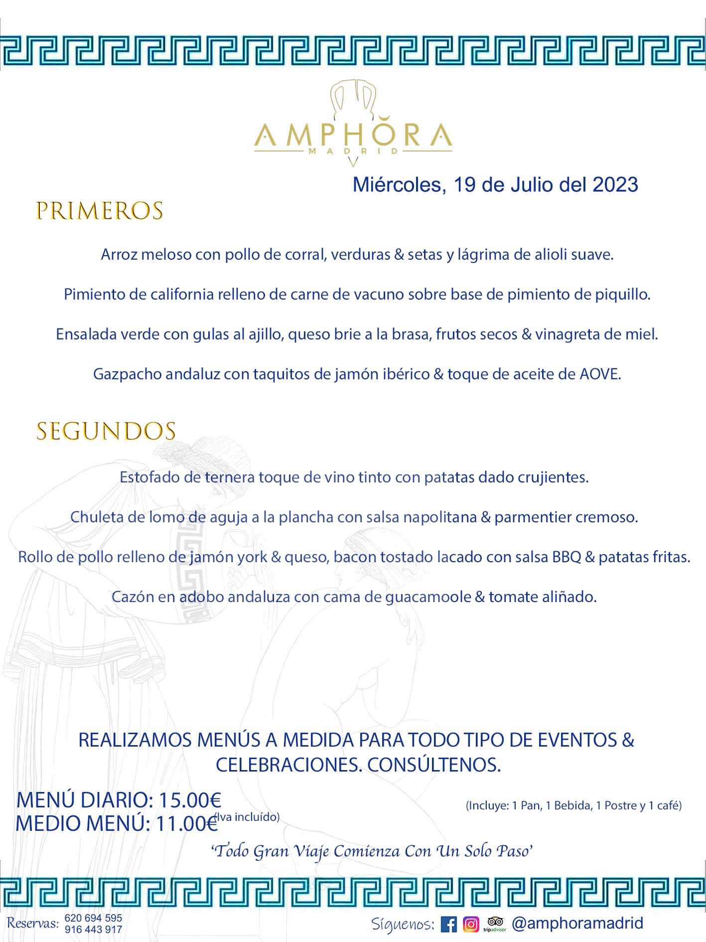 MENÚS DEL DÍA ALCORCÓN MENÚ DEL MIÉRCOLES 19 DE JULIO DE 2023 MENÚS DIARIOS MEJORES MENÚS RESTAURANTES ALCORCÓN RESTAURANTE AMPHORA TERRAZA EN ALCORCÓN (DISPONEMOS DE UNA GRAN TERRAZA) Av. Leganés, 54 28923 · Alcorcón · Madrid · España. 91 644 39 17 620 694 595 También realizamos menús especiales a medida personalizados a grupos para todo tipo de eventos, como celebraciones, comidas o cenas de empresas, bautizos, bodas, cumpleaños, cenas o comidas de navidad 2023 2024, etc. Consúltenos o visite nuestras excelentes y amplias instalaciones y les prepararemos el menú más ajustado a sus necesidades y presupuesto. #RestaurantesEventos #RestaurantesMenúsCelebraciones #RestaurantesSalonesBodasBautizosComuniones #MenúsEspecialesparaEventosAlcorcón #MenúsCelebracionesAlcorcón #RestaurantesSalonesMenúsEspecialesGrupos #RestaurantesMenúsCumpleaños #ComidasCenasEmpresasAlcorcón #MenúsparaCenasComidasEventosEmpresasMadrid #MejoresTerrazasMadrid #MejorTerrazaAlcorcónMadrid #PresupuestosMenúsBodasComunionesBautizosAlcorcón #RestaurantesSecretosconEncantoMadrid #RestaurantesMenúsCenasComidasGruposEmpresasNavidadesAlcorcon #SalonesComidasCenasEmpresasAlcorcón #MenúsEventos #MenúsBodas #MenúsComuniones #MenúsCumpleaños #MenúsBautizos #MenúsEventosAlcorcón #MenúsBodasAlcorcón #MenúsComunionesAlcorcón #MenúsCumpleañosAlcorcón #MenúsBautizosAlcorcón #MenúsNavidadAlcorcón #MenúsComidasNavidad #MenúsCenasNavidad #SalonesEventosAlcorcón RESTAURANTES ALCORCÓN CELEBRACIONES EVENTOS CUMPLEAÑOS BODAS COMUNIONES BAUTIZOS, MENÚS ESPECIALES A MEDIDA PARA REUNIONES FAMILIARES EVENTOS CELEBRACIONES BODAS COMUNIONES BAUTIZOS EN ALCORCÓN, RESTAURANTES SALONES GRUPOS COMIDAS CENAS EN ALCORCÓN, RESTAURANTES COMIDAS CENAS EMPRESA ALCORCÓN MADRID, MEJORES TERRAZAS ALCORCÓN, MEJOR TERRAZA ALCORCÓN, RESTAURANTES SECRETOS CON ENCANTO EN MADRID, RESTAURANTES MENUS GRUPOS ESPECIALES COMIDAS CENAS EMPRESAS NAVIDADES ALCORCÓN, CONSÚLTE NUESTROS MENÚS A MEDIDA PARA EVENTOS - REALIZAMOS MENÚS A MEDIDA PARA BODAS, COMUNIONES, BAUTIZOS, CUMPLEAÑOS, CENAS COMIDAS DE EMPRESAS, ETC - NUESTRO RESTAURANTE DIPONE DE UNA EXTRAORDINARIA TERRAZA PARA TODO TIPO DE EVENTOS - NUESTROS SALONES INTERIORES SE ADAPTAN A TODO DE EVENTOS, YA SEAN PARTICULARES COMO DE EMPRESAS - RESTAURANTE PREPARADO PARA TODO TIPO DE EVENTOS DE CLIENTES DE LA ZONA SUR SUROESTE DE MADRID COMO ALCORCÓN MÓSTOLES FUENLABRADA VILLAVICIOSA DE ODÓN POZUELO DE ALARCÓN GETAFE LAS ROZAS MAJADAHONDA - UNO DE LOS MEJORES RESTAURANTES DE MADRID PARA COMER O CENAR A LA CARTA O CON NUESTROS MENÚS - CELEBRE CON NOSOTROS SUS REUNIONES FAMILIARES CUMPLEAÑOS BAUTIZOS COMUNIONES BODAS PRESENTACIONES ETC. PUES SERÁN UN ÉXITO - MEJORES RESTAURANTES SALONES CELEBRACIONES EN ALCORCÓN -RESTAURANTES MENUS GRUPOS COMIDAS CENAS REUNIONES EMPRESAS NAVIDADES 2023 2024 ALCORCÓN ZONA SUR MADRID.