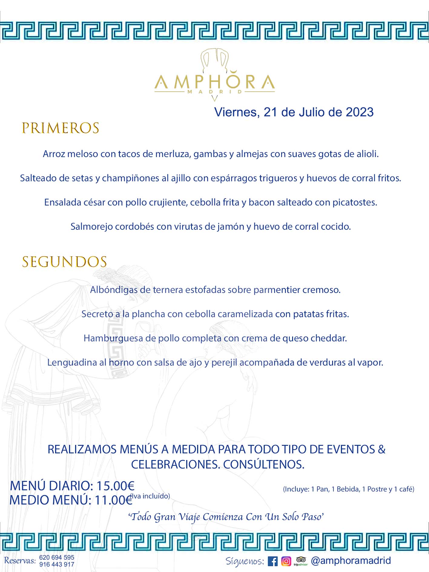 MENÚS DEL DÍA ALCORCÓN MENÚ DEL VIERNES 21 DE JULIO DE 2023 MENÚS DIARIOS MEJORES MENÚS RESTAURANTES ALCORCÓN RESTAURANTE AMPHORA TERRAZA EN ALCORCÓN (DISPONEMOS DE UNA GRAN TERRAZA) Av. Leganés, 54 28923 · Alcorcón · Madrid · España. 91 644 39 17 620 694 595 También realizamos menús especiales a medida personalizados a grupos para todo tipo de eventos, como celebraciones, comidas o cenas de empresas, bautizos, bodas, cumpleaños, cenas o comidas de navidad 2023 2024, etc. Consúltenos o visite nuestras excelentes y amplias instalaciones y les prepararemos el menú más ajustado a sus necesidades y presupuesto. #RestaurantesEventos #RestaurantesMenúsCelebraciones #RestaurantesSalonesBodasBautizosComuniones #MenúsEspecialesparaEventosAlcorcón #MenúsCelebracionesAlcorcón #RestaurantesSalonesMenúsEspecialesGrupos #RestaurantesMenúsCumpleaños #ComidasCenasEmpresasAlcorcón #MenúsparaCenasComidasEventosEmpresasMadrid #MejoresTerrazasMadrid #MejorTerrazaAlcorcónMadrid #PresupuestosMenúsBodasComunionesBautizosAlcorcón #RestaurantesSecretosconEncantoMadrid #RestaurantesMenúsCenasComidasGruposEmpresasNavidadesAlcorcon #SalonesComidasCenasEmpresasAlcorcón #MenúsEventos #MenúsBodas #MenúsComuniones #MenúsCumpleaños #MenúsBautizos #MenúsEventosAlcorcón #MenúsBodasAlcorcón #MenúsComunionesAlcorcón #MenúsCumpleañosAlcorcón #MenúsBautizosAlcorcón #MenúsNavidadAlcorcón #MenúsComidasNavidad #MenúsCenasNavidad #SalonesEventosAlcorcón RESTAURANTES ALCORCÓN CELEBRACIONES EVENTOS CUMPLEAÑOS BODAS COMUNIONES BAUTIZOS, MENÚS ESPECIALES A MEDIDA PARA REUNIONES FAMILIARES EVENTOS CELEBRACIONES BODAS COMUNIONES BAUTIZOS EN ALCORCÓN, RESTAURANTES SALONES GRUPOS COMIDAS CENAS EN ALCORCÓN, RESTAURANTES COMIDAS CENAS EMPRESA ALCORCÓN MADRID, MEJORES TERRAZAS ALCORCÓN, MEJOR TERRAZA ALCORCÓN, RESTAURANTES SECRETOS CON ENCANTO EN MADRID, RESTAURANTES MENUS GRUPOS ESPECIALES COMIDAS CENAS EMPRESAS NAVIDADES ALCORCÓN, CONSÚLTE NUESTROS MENÚS A MEDIDA PARA EVENTOS - REALIZAMOS MENÚS A MEDIDA PARA BODAS, COMUNIONES, BAUTIZOS, CUMPLEAÑOS, CENAS COMIDAS DE EMPRESAS, ETC - NUESTRO RESTAURANTE DIPONE DE UNA EXTRAORDINARIA TERRAZA PARA TODO TIPO DE EVENTOS - NUESTROS SALONES INTERIORES SE ADAPTAN A TODO DE EVENTOS, YA SEAN PARTICULARES COMO DE EMPRESAS - RESTAURANTE PREPARADO PARA TODO TIPO DE EVENTOS DE CLIENTES DE LA ZONA SUR SUROESTE DE MADRID COMO ALCORCÓN MÓSTOLES FUENLABRADA VILLAVICIOSA DE ODÓN POZUELO DE ALARCÓN GETAFE LAS ROZAS MAJADAHONDA - UNO DE LOS MEJORES RESTAURANTES DE MADRID PARA COMER O CENAR A LA CARTA O CON NUESTROS MENÚS - CELEBRE CON NOSOTROS SUS REUNIONES FAMILIARES CUMPLEAÑOS BAUTIZOS COMUNIONES BODAS PRESENTACIONES ETC. PUES SERÁN UN ÉXITO - MEJORES RESTAURANTES SALONES CELEBRACIONES EN ALCORCÓN -RESTAURANTES MENUS GRUPOS COMIDAS CENAS REUNIONES EMPRESAS NAVIDADES 2023 2024 ALCORCÓN ZONA SUR MADRID.