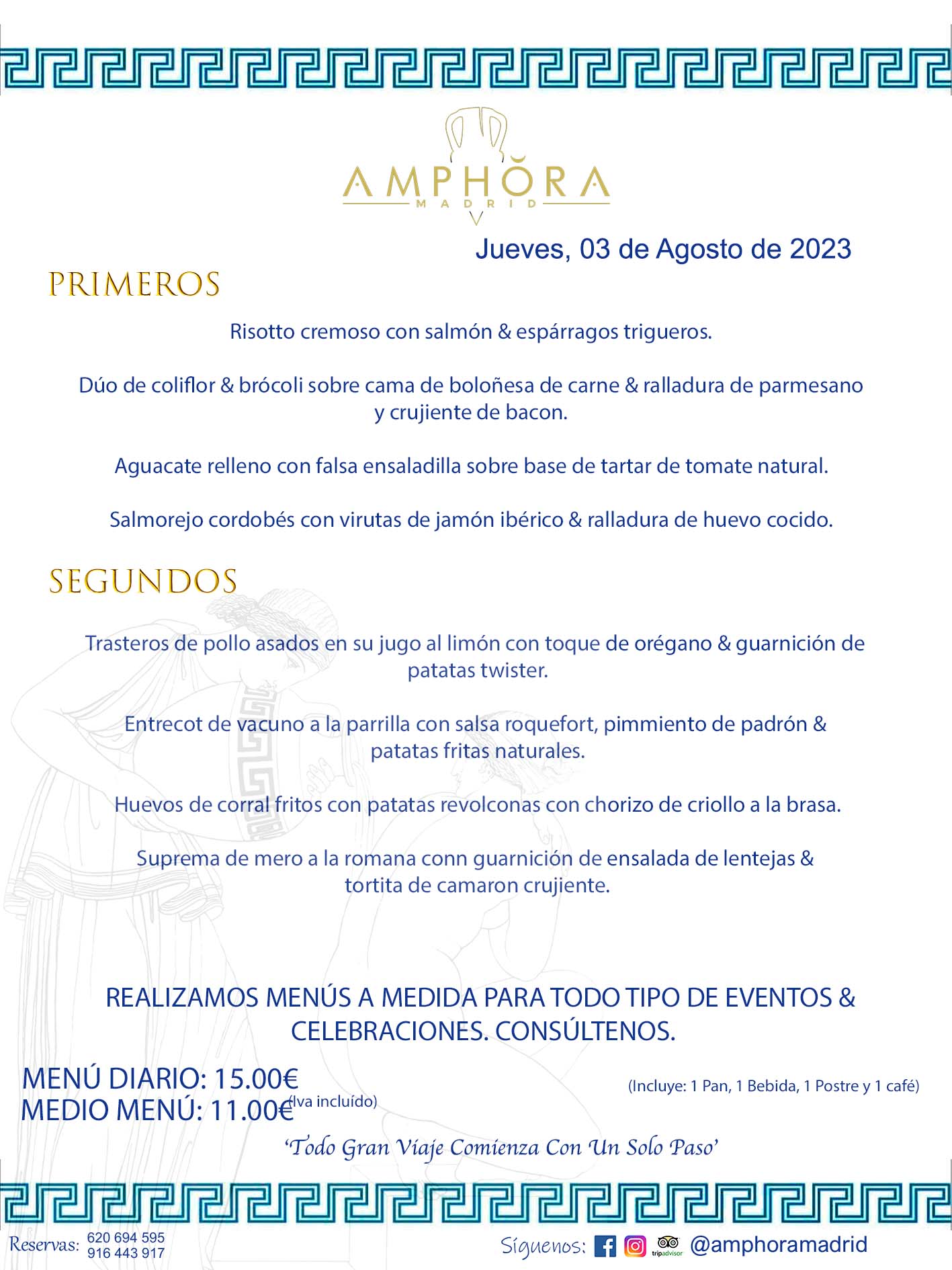 MENÚS DEL DÍA ALCORCÓN MENÚ DEL JUEVES 3 DE AGOSTO DE 2023 MENÚS DIARIOS MEJORES MENÚS RESTAURANTES ALCORCÓN RESTAURANTE AMPHORA TERRAZA EN ALCORCÓN (DISPONEMOS DE UNA GRAN TERRAZA) Av. Leganés, 54 28923 · Alcorcón · Madrid · España. 91 644 39 17 620 694 595 También realizamos menús especiales a medida personalizados a grupos para todo tipo de eventos, como celebraciones, comidas o cenas de empresas, bautizos, bodas, cumpleaños, cenas o comidas de navidad 2023 2024, etc. Consúltenos o visite nuestras excelentes y amplias instalaciones y les prepararemos el menú más ajustado a sus necesidades y presupuesto. #RestaurantesEventos #RestaurantesMenúsCelebraciones #RestaurantesSalonesBodasBautizosComuniones #MenúsEspecialesparaEventosAlcorcón #MenúsCelebracionesAlcorcón #RestaurantesSalonesMenúsEspecialesGrupos #RestaurantesMenúsCumpleaños #ComidasCenasEmpresasAlcorcón #MenúsparaCenasComidasEventosEmpresasMadrid #MejoresTerrazasMadrid #MejorTerrazaAlcorcónMadrid #PresupuestosMenúsBodasComunionesBautizosAlcorcón #RestaurantesSecretosconEncantoMadrid #RestaurantesMenúsCenasComidasGruposEmpresasNavidadesAlcorcon #SalonesComidasCenasEmpresasAlcorcón #MenúsEventos #MenúsBodas #MenúsComuniones #MenúsCumpleaños #MenúsBautizos #MenúsEventosAlcorcón #MenúsBodasAlcorcón #MenúsComunionesAlcorcón #MenúsCumpleañosAlcorcón #MenúsBautizosAlcorcón #MenúsNavidadAlcorcón #MenúsComidasNavidad #MenúsCenasNavidad #SalonesEventosAlcorcón RESTAURANTES ALCORCÓN CELEBRACIONES EVENTOS CUMPLEAÑOS BODAS COMUNIONES BAUTIZOS, MENÚS ESPECIALES A MEDIDA PARA REUNIONES FAMILIARES EVENTOS CELEBRACIONES BODAS COMUNIONES BAUTIZOS EN ALCORCÓN, RESTAURANTES SALONES GRUPOS COMIDAS CENAS EN ALCORCÓN, RESTAURANTES COMIDAS CENAS EMPRESA ALCORCÓN MADRID, MEJORES TERRAZAS ALCORCÓN, MEJOR TERRAZA ALCORCÓN, RESTAURANTES SECRETOS CON ENCANTO EN MADRID, RESTAURANTES MENUS GRUPOS ESPECIALES COMIDAS CENAS EMPRESAS NAVIDADES ALCORCÓN, CONSÚLTE NUESTROS MENÚS A MEDIDA PARA EVENTOS - REALIZAMOS MENÚS A MEDIDA PARA BODAS, COMUNIONES, BAUTIZOS, CUMPLEAÑOS, CENAS COMIDAS DE EMPRESAS, ETC - NUESTRO RESTAURANTE DIPONE DE UNA EXTRAORDINARIA TERRAZA PARA TODO TIPO DE EVENTOS - NUESTROS SALONES INTERIORES SE ADAPTAN A TODO DE EVENTOS, YA SEAN PARTICULARES COMO DE EMPRESAS - RESTAURANTE PREPARADO PARA TODO TIPO DE EVENTOS DE CLIENTES DE LA ZONA SUR SUROESTE DE MADRID COMO ALCORCÓN MÓSTOLES FUENLABRADA VILLAVICIOSA DE ODÓN POZUELO DE ALARCÓN GETAFE LAS ROZAS MAJADAHONDA - UNO DE LOS MEJORES RESTAURANTES DE MADRID PARA COMER O CENAR A LA CARTA O CON NUESTROS MENÚS - CELEBRE CON NOSOTROS SUS REUNIONES FAMILIARES CUMPLEAÑOS BAUTIZOS COMUNIONES BODAS PRESENTACIONES ETC. PUES SERÁN UN ÉXITO - MEJORES RESTAURANTES SALONES CELEBRACIONES EN ALCORCÓN -RESTAURANTES MENUS GRUPOS COMIDAS CENAS REUNIONES EMPRESAS NAVIDADES 2023 2024 ALCORCÓN ZONA SUR MADRID.