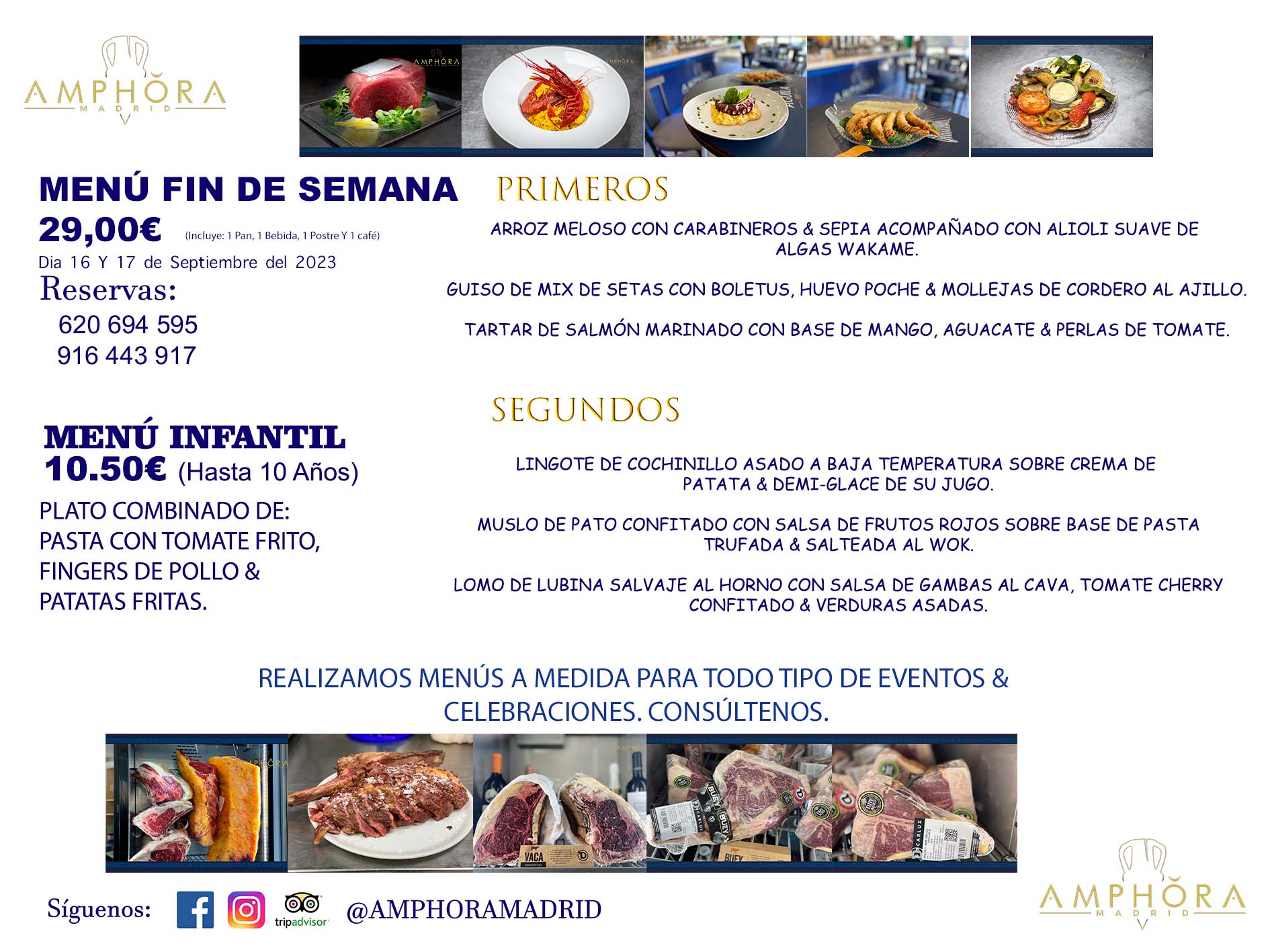 MENÚS FIN DE SEMANA SÁBADO 16 Y DOMINGO 17 DE AGOSTO DE 2023 RESTAURANTE AMPHORA TERRAZA EN ALCORCÓN (DISPONEMOS DE UNA GRAN TERRAZA) Av. Leganés, 54 28923 · Alcorcón · Madrid · España. 91 644 39 17 620 694 595 También realizamos menús especiales a medida personalizados a grupos para todo tipo de eventos, como celebraciones, comidas o cenas de empresas, bautizos, bodas, cumpleaños, cenas o comidas de navidad 2022/2023, etc. Consúltenos o visite nuestras excelentes y amplias instalaciones y les prepararemos el menú más ajustado a sus necesidades y presupuesto. #RestaurantesEventos #RestaurantesMenúsCelebraciones #RestaurantesSalonesBodasBautizosComuniones #MenúsEspecialesparaEventosAlcorcón #MenúsCelebracionesAlcorcón #RestaurantesSalonesMenúsEspecialesGrupos #RestaurantesMenúsCumpleaños #ComidasCenasEmpresasAlcorcón #MenúsparaCenasComidasEventosEmpresasMadrid #MejoresTerrazasMadrid #MejorTerrazaAlcorcónMadrid #PresupuestosMenúsBodasComunionesBautizosAlcorcón #RestaurantesSecretosconEncantoMadrid #RestaurantesMenúsCenasComidasGruposEmpresasNavidadesAlcorcon #SalonesComidasCenasEmpresasAlcorcón #MenúsEventos #MenúsBodas #MenúsComuniones #MenúsCumpleaños #MenúsBautizos #MenúsEventosAlcorcón #MenúsBodasAlcorcón #MenúsComunionesAlcorcón #MenúsCumpleañosAlcorcón #MenúsBautizosAlcorcón #MenúsNavidadAlcorcón #MenúsComidasNavidad #MenúsCenasNavidad #SalonesEventosAlcorcón RESTAURANTES ALCORCÓN CELEBRACIONES EVENTOS CUMPLEAÑOS BODAS COMUNIONES BAUTIZOS, MENÚS ESPECIALES A MEDIDA PARA REUNIONES FAMILIARES EVENTOS CELEBRACIONES BODAS COMUNIONES BAUTIZOS EN ALCORCÓN, RESTAURANTES SALONES GRUPOS COMIDAS CENAS EN ALCORCÓN, RESTAURANTES COMIDAS CENAS EMPRESA ALCORCÓN MADRID, MEJORES TERRAZAS ALCORCÓN, MEJOR TERRAZA ALCORCÓN, RESTAURANTES SECRETOS CON ENCANTO EN MADRID, RESTAURANTES MENUS GRUPOS ESPECIALES COMIDAS CENAS EMPRESAS NAVIDADES ALCORCÓN, CONSÚLTE NUESTROS MENÚS A MEDIDA PARA EVENTOS - REALIZAMOS MENÚS A MEDIDA PARA BODAS, COMUNIONES, BAUTIZOS, CUMPLEAÑOS, CENAS COMIDAS DE EMPRESAS, ETC - NUESTRO RESTAURANTE DIPONE DE UNA EXTRAORDINARIA TERRAZA PARA TODO TIPO DE EVENTOS - NUESTROS SALONES INTERIORES SE ADAPTAN A TODO DE EVENTOS, YA SEAN PARTICULARES COMO DE EMPRESAS - RESTAURANTE PREPARADO PARA TODO TIPO DE EVENTOS DE CLIENTES DE LA ZONA SUR SUROESTE DE MADRID COMO ALCORCÓN MÓSTOLES FUENLABRADA VILLAVICIOSA DE ODÓN POZUELO DE ALARCÓN GETAFE LAS ROZAS MAJADAHONDA - UNO DE LOS MEJORES RESTAURANTES DE MADRID PARA COMER O CENAR A LA CARTA O CON NUESTROS MENÚS - CELEBRE CON NOSOTROS SUS REUNIONES FAMILIARES CUMPLEAÑOS BAUTIZOS COMUNIONES BODAS PRESENTACIONES ETC. PUES SERÁN UN ÉXITO - MEJORES RESTAURANTES SALONES CELEBRACIONES EN ALCORCÓN -RESTAURANTES MENUS GRUPOS COMIDAS CENAS REUNIONES EMPRESAS NAVIDADES 2022 2023 ALCORCÓN ZONA SUR MADRID.