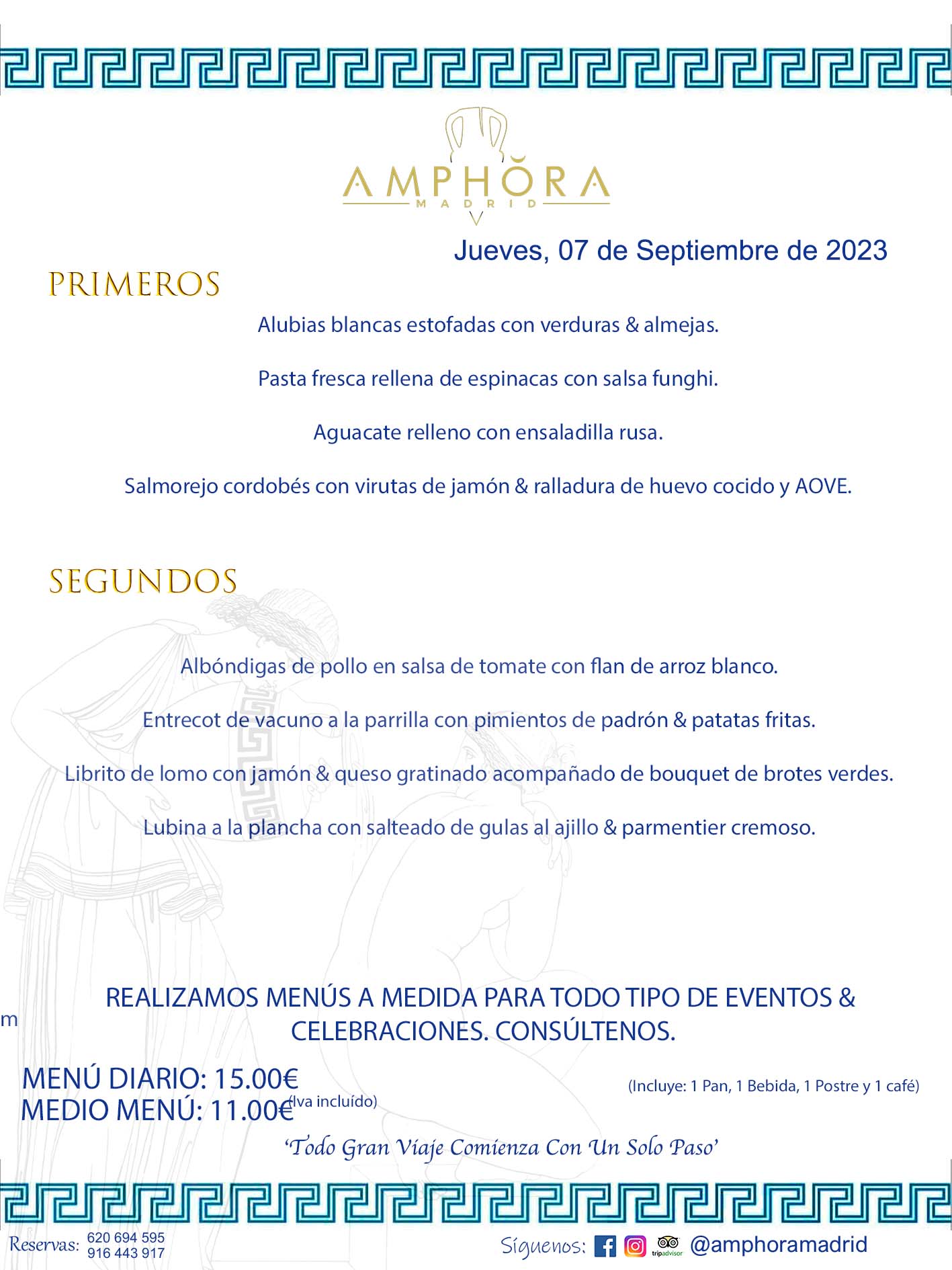 MENÚS DEL DÍA ALCORCÓN MENÚ DEL JUEVES 7 DE SEPTIEMBRE DE 2023 MENÚS DIARIOS MEJORES MENÚS RESTAURANTES ALCORCÓN RESTAURANTE AMPHORA TERRAZA EN ALCORCÓN (DISPONEMOS DE UNA GRAN TERRAZA) Av. Leganés, 54 28923 · Alcorcón · Madrid · España. 91 644 39 17 620 694 595 También realizamos menús especiales a medida personalizados a grupos para todo tipo de eventos, como celebraciones, comidas o cenas de empresas, bautizos, bodas, cumpleaños, cenas o comidas de navidad 2023 2024, etc. Consúltenos o visite nuestras excelentes y amplias instalaciones y les prepararemos el menú más ajustado a sus necesidades y presupuesto. #RestaurantesEventos #RestaurantesMenúsCelebraciones #RestaurantesSalonesBodasBautizosComuniones #MenúsEspecialesparaEventosAlcorcón #MenúsCelebracionesAlcorcón #RestaurantesSalonesMenúsEspecialesGrupos #RestaurantesMenúsCumpleaños #ComidasCenasEmpresasAlcorcón #MenúsparaCenasComidasEventosEmpresasMadrid #MejoresTerrazasMadrid #MejorTerrazaAlcorcónMadrid #PresupuestosMenúsBodasComunionesBautizosAlcorcón #RestaurantesSecretosconEncantoMadrid #RestaurantesMenúsCenasComidasGruposEmpresasNavidadesAlcorcon #SalonesComidasCenasEmpresasAlcorcón #MenúsEventos #MenúsBodas #MenúsComuniones #MenúsCumpleaños #MenúsBautizos #MenúsEventosAlcorcón #MenúsBodasAlcorcón #MenúsComunionesAlcorcón #MenúsCumpleañosAlcorcón #MenúsBautizosAlcorcón #MenúsNavidadAlcorcón #MenúsComidasNavidad #MenúsCenasNavidad #SalonesEventosAlcorcón RESTAURANTES ALCORCÓN CELEBRACIONES EVENTOS CUMPLEAÑOS BODAS COMUNIONES BAUTIZOS, MENÚS ESPECIALES A MEDIDA PARA REUNIONES FAMILIARES EVENTOS CELEBRACIONES BODAS COMUNIONES BAUTIZOS EN ALCORCÓN, RESTAURANTES SALONES GRUPOS COMIDAS CENAS EN ALCORCÓN, RESTAURANTES COMIDAS CENAS EMPRESA ALCORCÓN MADRID, MEJORES TERRAZAS ALCORCÓN, MEJOR TERRAZA ALCORCÓN, RESTAURANTES SECRETOS CON ENCANTO EN MADRID, RESTAURANTES MENUS GRUPOS ESPECIALES COMIDAS CENAS EMPRESAS NAVIDADES ALCORCÓN, CONSÚLTE NUESTROS MENÚS A MEDIDA PARA EVENTOS - REALIZAMOS MENÚS A MEDIDA PARA BODAS, COMUNIONES, BAUTIZOS, CUMPLEAÑOS, CENAS COMIDAS DE EMPRESAS, ETC - NUESTRO RESTAURANTE DIPONE DE UNA EXTRAORDINARIA TERRAZA PARA TODO TIPO DE EVENTOS - NUESTROS SALONES INTERIORES SE ADAPTAN A TODO DE EVENTOS, YA SEAN PARTICULARES COMO DE EMPRESAS - RESTAURANTE PREPARADO PARA TODO TIPO DE EVENTOS DE CLIENTES DE LA ZONA SUR SUROESTE DE MADRID COMO ALCORCÓN MÓSTOLES FUENLABRADA VILLAVICIOSA DE ODÓN POZUELO DE ALARCÓN GETAFE LAS ROZAS MAJADAHONDA - UNO DE LOS MEJORES RESTAURANTES DE MADRID PARA COMER O CENAR A LA CARTA O CON NUESTROS MENÚS - CELEBRE CON NOSOTROS SUS REUNIONES FAMILIARES CUMPLEAÑOS BAUTIZOS COMUNIONES BODAS PRESENTACIONES ETC. PUES SERÁN UN ÉXITO - MEJORES RESTAURANTES SALONES CELEBRACIONES EN ALCORCÓN -RESTAURANTES MENUS GRUPOS COMIDAS CENAS REUNIONES EMPRESAS NAVIDADES 2023 2024 ALCORCÓN ZONA SUR MADRID.