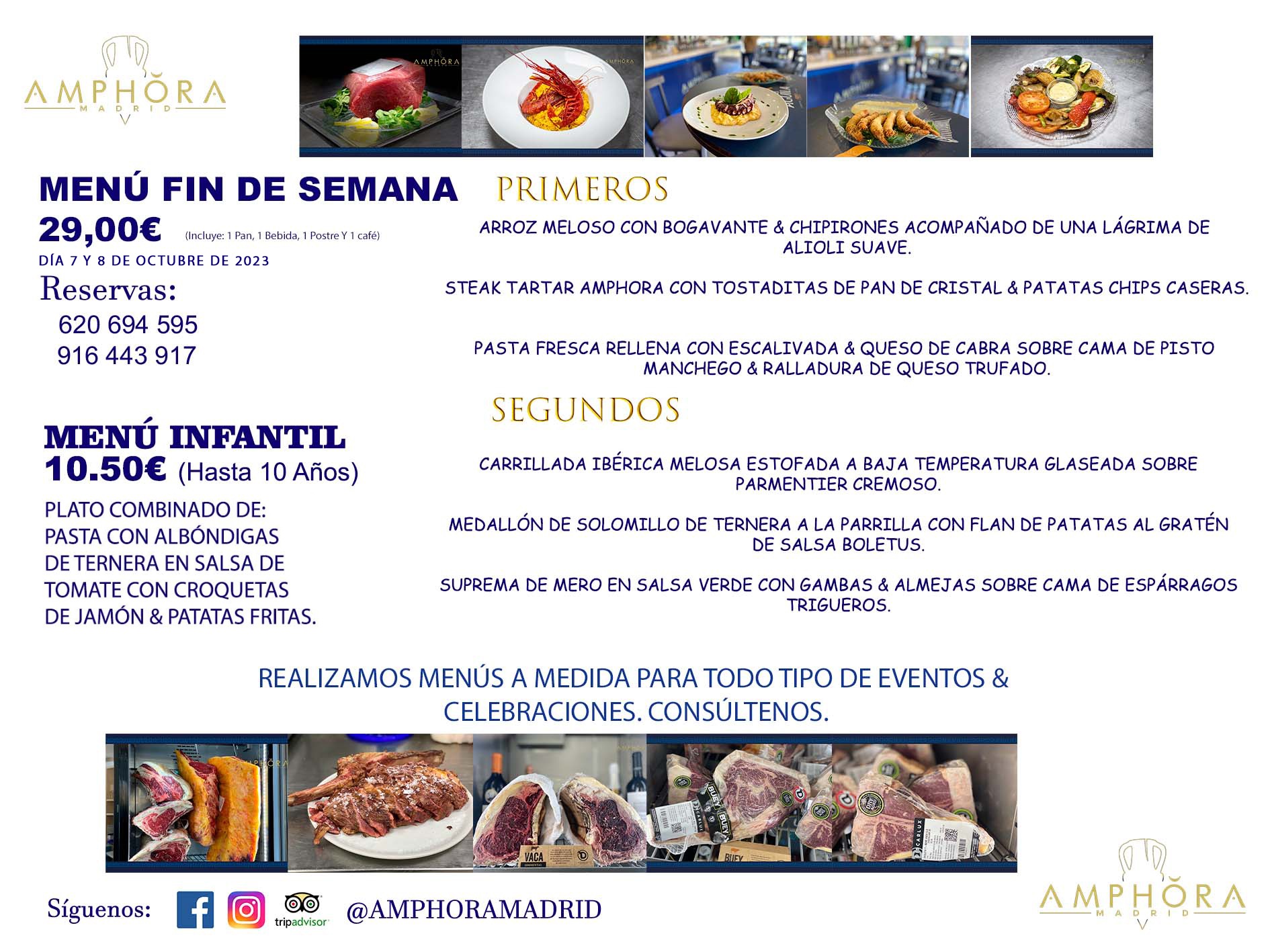 MENÚS FIN DE SEMANA SÁBADO 7 Y DOMINGO 8 DE OCTUBRE DE 2023 RESTAURANTE AMPHORA TERRAZA EN ALCORCÓN (DISPONEMOS DE UNA GRAN TERRAZA) Av. Leganés, 54 28923 · Alcorcón · Madrid · España. 91 644 39 17 620 694 595 También realizamos menús especiales a medida personalizados a grupos para todo tipo de eventos, como celebraciones, comidas o cenas de empresas, bautizos, bodas, cumpleaños, cenas o comidas de navidad 2022/2023, etc. Consúltenos o visite nuestras excelentes y amplias instalaciones y les prepararemos el menú más ajustado a sus necesidades y presupuesto. #RestaurantesEventos #RestaurantesMenúsCelebraciones #RestaurantesSalonesBodasBautizosComuniones #MenúsEspecialesparaEventosAlcorcón #MenúsCelebracionesAlcorcón #RestaurantesSalonesMenúsEspecialesGrupos #RestaurantesMenúsCumpleaños #ComidasCenasEmpresasAlcorcón #MenúsparaCenasComidasEventosEmpresasMadrid #MejoresTerrazasMadrid #MejorTerrazaAlcorcónMadrid #PresupuestosMenúsBodasComunionesBautizosAlcorcón #RestaurantesSecretosconEncantoMadrid #RestaurantesMenúsCenasComidasGruposEmpresasNavidadesAlcorcon #SalonesComidasCenasEmpresasAlcorcón #MenúsEventos #MenúsBodas #MenúsComuniones #MenúsCumpleaños #MenúsBautizos #MenúsEventosAlcorcón #MenúsBodasAlcorcón #MenúsComunionesAlcorcón #MenúsCumpleañosAlcorcón #MenúsBautizosAlcorcón #MenúsNavidadAlcorcón #MenúsComidasNavidad #MenúsCenasNavidad #SalonesEventosAlcorcón RESTAURANTES ALCORCÓN CELEBRACIONES EVENTOS CUMPLEAÑOS BODAS COMUNIONES BAUTIZOS, MENÚS ESPECIALES A MEDIDA PARA REUNIONES FAMILIARES EVENTOS CELEBRACIONES BODAS COMUNIONES BAUTIZOS EN ALCORCÓN, RESTAURANTES SALONES GRUPOS COMIDAS CENAS EN ALCORCÓN, RESTAURANTES COMIDAS CENAS EMPRESA ALCORCÓN MADRID, MEJORES TERRAZAS ALCORCÓN, MEJOR TERRAZA ALCORCÓN, RESTAURANTES SECRETOS CON ENCANTO EN MADRID, RESTAURANTES MENUS GRUPOS ESPECIALES COMIDAS CENAS EMPRESAS NAVIDADES ALCORCÓN, CONSÚLTE NUESTROS MENÚS A MEDIDA PARA EVENTOS - REALIZAMOS MENÚS A MEDIDA PARA BODAS, COMUNIONES, BAUTIZOS, CUMPLEAÑOS, CENAS COMIDAS DE EMPRESAS, ETC - NUESTRO RESTAURANTE DIPONE DE UNA EXTRAORDINARIA TERRAZA PARA TODO TIPO DE EVENTOS - NUESTROS SALONES INTERIORES SE ADAPTAN A TODO DE EVENTOS, YA SEAN PARTICULARES COMO DE EMPRESAS - RESTAURANTE PREPARADO PARA TODO TIPO DE EVENTOS DE CLIENTES DE LA ZONA SUR SUROESTE DE MADRID COMO ALCORCÓN MÓSTOLES FUENLABRADA VILLAVICIOSA DE ODÓN POZUELO DE ALARCÓN GETAFE LAS ROZAS MAJADAHONDA - UNO DE LOS MEJORES RESTAURANTES DE MADRID PARA COMER O CENAR A LA CARTA O CON NUESTROS MENÚS - CELEBRE CON NOSOTROS SUS REUNIONES FAMILIARES CUMPLEAÑOS BAUTIZOS COMUNIONES BODAS PRESENTACIONES ETC. PUES SERÁN UN ÉXITO - MEJORES RESTAURANTES SALONES CELEBRACIONES EN ALCORCÓN -RESTAURANTES MENUS GRUPOS COMIDAS CENAS REUNIONES EMPRESAS NAVIDADES 2022 2023 ALCORCÓN ZONA SUR MADRID.