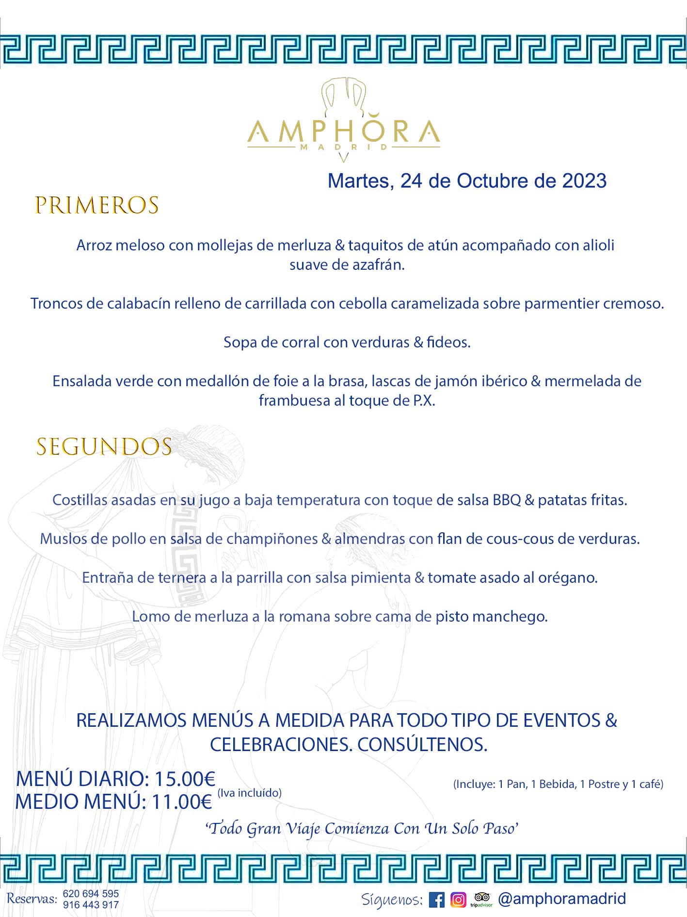 MENÚS DEL DÍA ALCORCÓN MENÚ DEL MARTES 24 DE OCTUBRE DE 2023 MENÚS DIARIOS MEJORES MENÚS RESTAURANTES ALCORCÓN RESTAURANTE AMPHORA TERRAZA EN ALCORCÓN (DISPONEMOS DE UNA GRAN TERRAZA) Av. Leganés, 54 28923 · Alcorcón · Madrid · España. 91 644 39 17 620 694 595 También realizamos menús especiales a medida personalizados a grupos para todo tipo de eventos, como celebraciones, comidas o cenas de empresas, bautizos, bodas, cumpleaños, cenas o comidas de navidad 2023 2024, etc. Consúltenos o visite nuestras excelentes y amplias instalaciones y les prepararemos el menú más ajustado a sus necesidades y presupuesto. #RestaurantesEventos #RestaurantesMenúsCelebraciones #RestaurantesSalonesBodasBautizosComuniones #MenúsEspecialesparaEventosAlcorcón #MenúsCelebracionesAlcorcón #RestaurantesSalonesMenúsEspecialesGrupos #RestaurantesMenúsCumpleaños #ComidasCenasEmpresasAlcorcón #MenúsparaCenasComidasEventosEmpresasMadrid #MejoresTerrazasMadrid #MejorTerrazaAlcorcónMadrid #PresupuestosMenúsBodasComunionesBautizosAlcorcón #RestaurantesSecretosconEncantoMadrid #RestaurantesMenúsCenasComidasGruposEmpresasNavidadesAlcorcon #SalonesComidasCenasEmpresasAlcorcón #MenúsEventos #MenúsBodas #MenúsComuniones #MenúsCumpleaños #MenúsBautizos #MenúsEventosAlcorcón #MenúsBodasAlcorcón #MenúsComunionesAlcorcón #MenúsCumpleañosAlcorcón #MenúsBautizosAlcorcón #MenúsNavidadAlcorcón #MenúsComidasNavidad #MenúsCenasNavidad #SalonesEventosAlcorcón RESTAURANTES ALCORCÓN CELEBRACIONES EVENTOS CUMPLEAÑOS BODAS COMUNIONES BAUTIZOS, MENÚS ESPECIALES A MEDIDA PARA REUNIONES FAMILIARES EVENTOS CELEBRACIONES BODAS COMUNIONES BAUTIZOS EN ALCORCÓN, RESTAURANTES SALONES GRUPOS COMIDAS CENAS EN ALCORCÓN, RESTAURANTES COMIDAS CENAS EMPRESA ALCORCÓN MADRID, MEJORES TERRAZAS ALCORCÓN, MEJOR TERRAZA ALCORCÓN, RESTAURANTES SECRETOS CON ENCANTO EN MADRID, RESTAURANTES MENUS GRUPOS ESPECIALES COMIDAS CENAS EMPRESAS NAVIDADES ALCORCÓN, CONSÚLTE NUESTROS MENÚS A MEDIDA PARA EVENTOS - REALIZAMOS MENÚS A MEDIDA PARA BODAS, COMUNIONES, BAUTIZOS, CUMPLEAÑOS, CENAS COMIDAS DE EMPRESAS, ETC - NUESTRO RESTAURANTE DIPONE DE UNA EXTRAORDINARIA TERRAZA PARA TODO TIPO DE EVENTOS - NUESTROS SALONES INTERIORES SE ADAPTAN A TODO DE EVENTOS, YA SEAN PARTICULARES COMO DE EMPRESAS - RESTAURANTE PREPARADO PARA TODO TIPO DE EVENTOS DE CLIENTES DE LA ZONA SUR SUROESTE DE MADRID COMO ALCORCÓN MÓSTOLES FUENLABRADA VILLAVICIOSA DE ODÓN POZUELO DE ALARCÓN GETAFE LAS ROZAS MAJADAHONDA - UNO DE LOS MEJORES RESTAURANTES DE MADRID PARA COMER O CENAR A LA CARTA O CON NUESTROS MENÚS - CELEBRE CON NOSOTROS SUS REUNIONES FAMILIARES CUMPLEAÑOS BAUTIZOS COMUNIONES BODAS PRESENTACIONES ETC. PUES SERÁN UN ÉXITO - MEJORES RESTAURANTES SALONES CELEBRACIONES EN ALCORCÓN -RESTAURANTES MENUS GRUPOS COMIDAS CENAS REUNIONES EMPRESAS NAVIDADES 2023 2024 ALCORCÓN ZONA SUR MADRID.