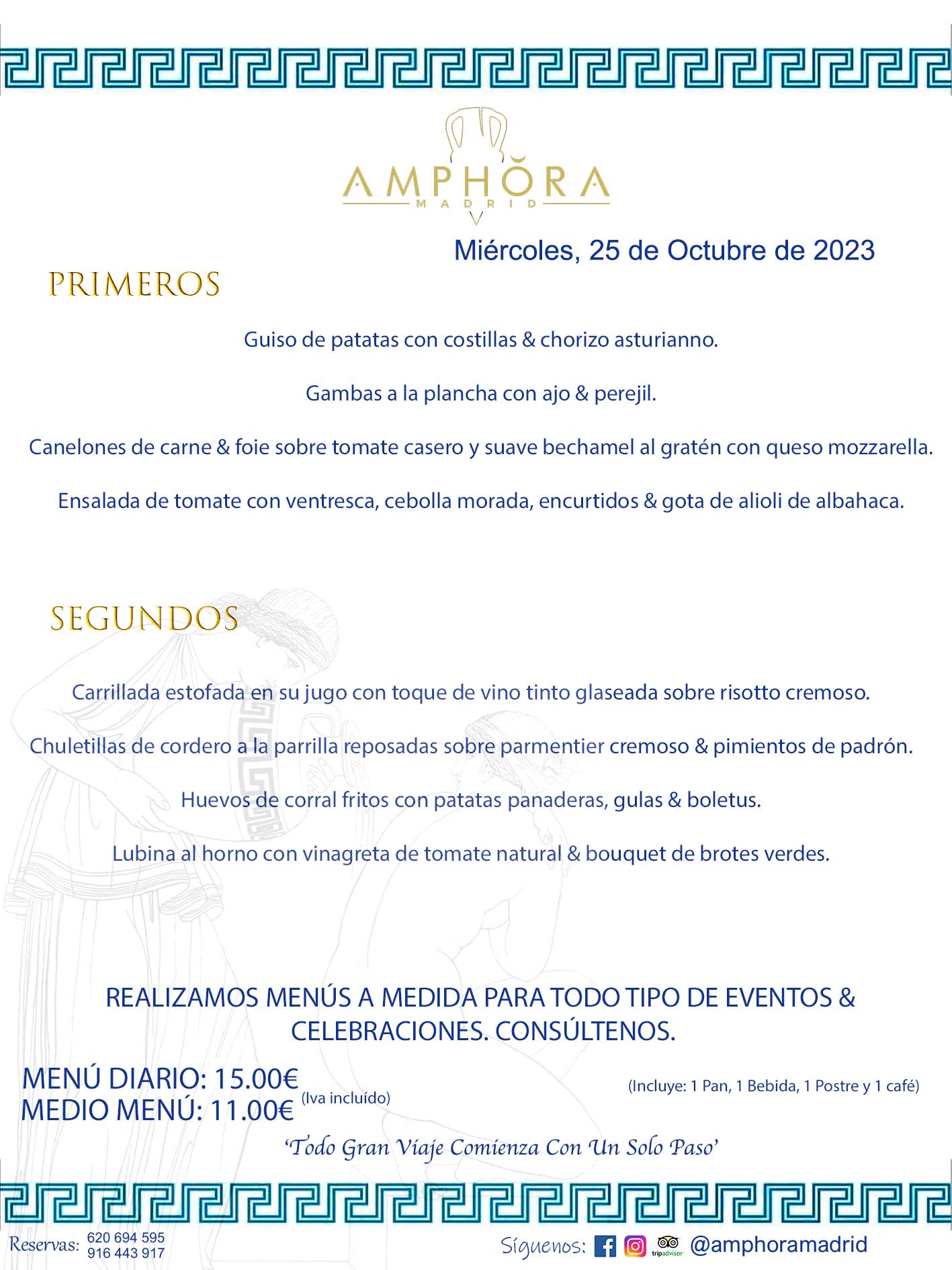 MENÚS DEL DÍA ALCORCÓN MENÚ DEL MIÉRCOLES 25 DE OCTUBRE DE 2023 MENÚS DIARIOS MEJORES MENÚS RESTAURANTES ALCORCÓN RESTAURANTE AMPHORA TERRAZA EN ALCORCÓN (DISPONEMOS DE UNA GRAN TERRAZA) Av. Leganés, 54 28923 · Alcorcón · Madrid · España. 91 644 39 17 620 694 595 También realizamos menús especiales a medida personalizados a grupos para todo tipo de eventos, como celebraciones, comidas o cenas de empresas, bautizos, bodas, cumpleaños, cenas o comidas de navidad 2023 2024, etc. Consúltenos o visite nuestras excelentes y amplias instalaciones y les prepararemos el menú más ajustado a sus necesidades y presupuesto. #RestaurantesEventos #RestaurantesMenúsCelebraciones #RestaurantesSalonesBodasBautizosComuniones #MenúsEspecialesparaEventosAlcorcón #MenúsCelebracionesAlcorcón #RestaurantesSalonesMenúsEspecialesGrupos #RestaurantesMenúsCumpleaños #ComidasCenasEmpresasAlcorcón #MenúsparaCenasComidasEventosEmpresasMadrid #MejoresTerrazasMadrid #MejorTerrazaAlcorcónMadrid #PresupuestosMenúsBodasComunionesBautizosAlcorcón #RestaurantesSecretosconEncantoMadrid #RestaurantesMenúsCenasComidasGruposEmpresasNavidadesAlcorcon #SalonesComidasCenasEmpresasAlcorcón #MenúsEventos #MenúsBodas #MenúsComuniones #MenúsCumpleaños #MenúsBautizos #MenúsEventosAlcorcón #MenúsBodasAlcorcón #MenúsComunionesAlcorcón #MenúsCumpleañosAlcorcón #MenúsBautizosAlcorcón #MenúsNavidadAlcorcón #MenúsComidasNavidad #MenúsCenasNavidad #SalonesEventosAlcorcón RESTAURANTES ALCORCÓN CELEBRACIONES EVENTOS CUMPLEAÑOS BODAS COMUNIONES BAUTIZOS, MENÚS ESPECIALES A MEDIDA PARA REUNIONES FAMILIARES EVENTOS CELEBRACIONES BODAS COMUNIONES BAUTIZOS EN ALCORCÓN, RESTAURANTES SALONES GRUPOS COMIDAS CENAS EN ALCORCÓN, RESTAURANTES COMIDAS CENAS EMPRESA ALCORCÓN MADRID, MEJORES TERRAZAS ALCORCÓN, MEJOR TERRAZA ALCORCÓN, RESTAURANTES SECRETOS CON ENCANTO EN MADRID, RESTAURANTES MENUS GRUPOS ESPECIALES COMIDAS CENAS EMPRESAS NAVIDADES ALCORCÓN, CONSÚLTE NUESTROS MENÚS A MEDIDA PARA EVENTOS - REALIZAMOS MENÚS A MEDIDA PARA BODAS, COMUNIONES, BAUTIZOS, CUMPLEAÑOS, CENAS COMIDAS DE EMPRESAS, ETC - NUESTRO RESTAURANTE DIPONE DE UNA EXTRAORDINARIA TERRAZA PARA TODO TIPO DE EVENTOS - NUESTROS SALONES INTERIORES SE ADAPTAN A TODO DE EVENTOS, YA SEAN PARTICULARES COMO DE EMPRESAS - RESTAURANTE PREPARADO PARA TODO TIPO DE EVENTOS DE CLIENTES DE LA ZONA SUR SUROESTE DE MADRID COMO ALCORCÓN MÓSTOLES FUENLABRADA VILLAVICIOSA DE ODÓN POZUELO DE ALARCÓN GETAFE LAS ROZAS MAJADAHONDA - UNO DE LOS MEJORES RESTAURANTES DE MADRID PARA COMER O CENAR A LA CARTA O CON NUESTROS MENÚS - CELEBRE CON NOSOTROS SUS REUNIONES FAMILIARES CUMPLEAÑOS BAUTIZOS COMUNIONES BODAS PRESENTACIONES ETC. PUES SERÁN UN ÉXITO - MEJORES RESTAURANTES SALONES CELEBRACIONES EN ALCORCÓN -RESTAURANTES MENUS GRUPOS COMIDAS CENAS REUNIONES EMPRESAS NAVIDADES 2023 2024 ALCORCÓN ZONA SUR MADRID.