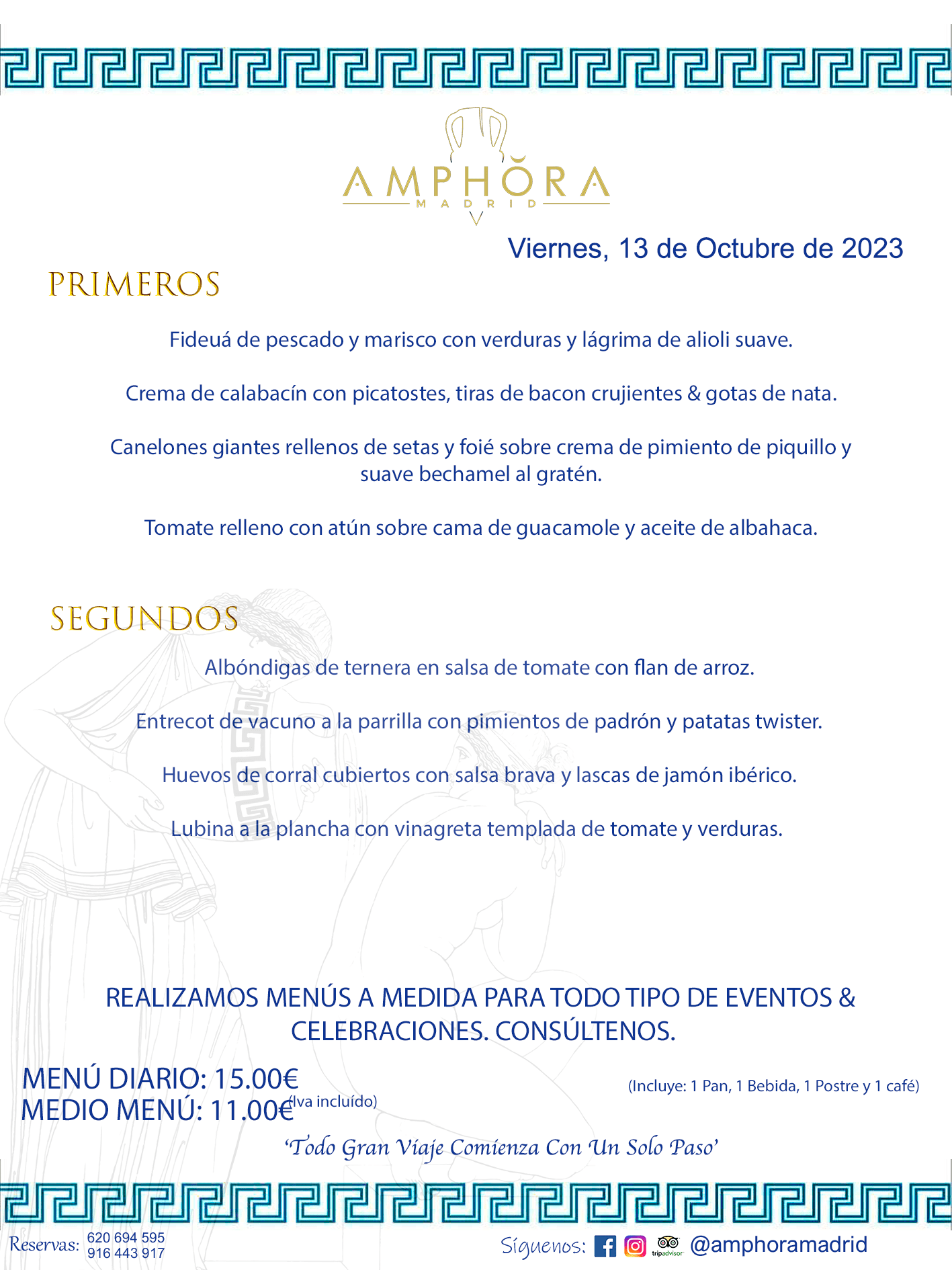 MENÚS DEL DÍA ALCORCÓN MENÚ DEL VIERNES 13 DE OCTUBRE DE 2023 MENÚS DIARIOS MEJORES MENÚS RESTAURANTES ALCORCÓN RESTAURANTE AMPHORA TERRAZA EN ALCORCÓN (DISPONEMOS DE UNA GRAN TERRAZA) Av. Leganés, 54 28923 · Alcorcón · Madrid · España. 91 644 39 17 620 694 595 También realizamos menús especiales a medida personalizados a grupos para todo tipo de eventos, como celebraciones, comidas o cenas de empresas, bautizos, bodas, cumpleaños, cenas o comidas de navidad 2023 2024, etc. Consúltenos o visite nuestras excelentes y amplias instalaciones y les prepararemos el menú más ajustado a sus necesidades y presupuesto. #RestaurantesEventos #RestaurantesMenúsCelebraciones #RestaurantesSalonesBodasBautizosComuniones #MenúsEspecialesparaEventosAlcorcón #MenúsCelebracionesAlcorcón #RestaurantesSalonesMenúsEspecialesGrupos #RestaurantesMenúsCumpleaños #ComidasCenasEmpresasAlcorcón #MenúsparaCenasComidasEventosEmpresasMadrid #MejoresTerrazasMadrid #MejorTerrazaAlcorcónMadrid #PresupuestosMenúsBodasComunionesBautizosAlcorcón #RestaurantesSecretosconEncantoMadrid #RestaurantesMenúsCenasComidasGruposEmpresasNavidadesAlcorcon #SalonesComidasCenasEmpresasAlcorcón #MenúsEventos #MenúsBodas #MenúsComuniones #MenúsCumpleaños #MenúsBautizos #MenúsEventosAlcorcón #MenúsBodasAlcorcón #MenúsComunionesAlcorcón #MenúsCumpleañosAlcorcón #MenúsBautizosAlcorcón #MenúsNavidadAlcorcón #MenúsComidasNavidad #MenúsCenasNavidad #SalonesEventosAlcorcón RESTAURANTES ALCORCÓN CELEBRACIONES EVENTOS CUMPLEAÑOS BODAS COMUNIONES BAUTIZOS, MENÚS ESPECIALES A MEDIDA PARA REUNIONES FAMILIARES EVENTOS CELEBRACIONES BODAS COMUNIONES BAUTIZOS EN ALCORCÓN, RESTAURANTES SALONES GRUPOS COMIDAS CENAS EN ALCORCÓN, RESTAURANTES COMIDAS CENAS EMPRESA ALCORCÓN MADRID, MEJORES TERRAZAS ALCORCÓN, MEJOR TERRAZA ALCORCÓN, RESTAURANTES SECRETOS CON ENCANTO EN MADRID, RESTAURANTES MENUS GRUPOS ESPECIALES COMIDAS CENAS EMPRESAS NAVIDADES ALCORCÓN, CONSÚLTE NUESTROS MENÚS A MEDIDA PARA EVENTOS - REALIZAMOS MENÚS A MEDIDA PARA BODAS, COMUNIONES, BAUTIZOS, CUMPLEAÑOS, CENAS COMIDAS DE EMPRESAS, ETC - NUESTRO RESTAURANTE DIPONE DE UNA EXTRAORDINARIA TERRAZA PARA TODO TIPO DE EVENTOS - NUESTROS SALONES INTERIORES SE ADAPTAN A TODO DE EVENTOS, YA SEAN PARTICULARES COMO DE EMPRESAS - RESTAURANTE PREPARADO PARA TODO TIPO DE EVENTOS DE CLIENTES DE LA ZONA SUR SUROESTE DE MADRID COMO ALCORCÓN MÓSTOLES FUENLABRADA VILLAVICIOSA DE ODÓN POZUELO DE ALARCÓN GETAFE LAS ROZAS MAJADAHONDA - UNO DE LOS MEJORES RESTAURANTES DE MADRID PARA COMER O CENAR A LA CARTA O CON NUESTROS MENÚS - CELEBRE CON NOSOTROS SUS REUNIONES FAMILIARES CUMPLEAÑOS BAUTIZOS COMUNIONES BODAS PRESENTACIONES ETC. PUES SERÁN UN ÉXITO - MEJORES RESTAURANTES SALONES CELEBRACIONES EN ALCORCÓN -RESTAURANTES MENUS GRUPOS COMIDAS CENAS REUNIONES EMPRESAS NAVIDADES 2023 2024 ALCORCÓN ZONA SUR MADRID.