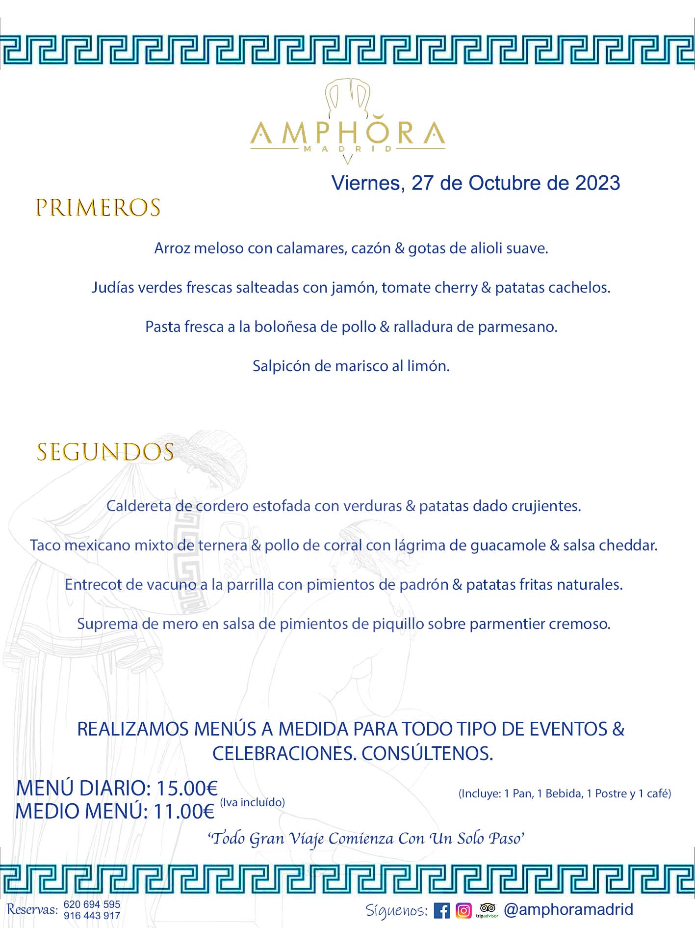 MENÚS DEL DÍA ALCORCÓN MENÚ DEL VIERNES 27 DE OCTUBRE DE 2023 MENÚS DIARIOS MEJORES MENÚS RESTAURANTES ALCORCÓN RESTAURANTE AMPHORA TERRAZA EN ALCORCÓN (DISPONEMOS DE UNA GRAN TERRAZA) Av. Leganés, 54 28923 · Alcorcón · Madrid · España. 91 644 39 17 620 694 595 También realizamos menús especiales a medida personalizados a grupos para todo tipo de eventos, como celebraciones, comidas o cenas de empresas, bautizos, bodas, cumpleaños, cenas o comidas de navidad 2023 2024, etc. Consúltenos o visite nuestras excelentes y amplias instalaciones y les prepararemos el menú más ajustado a sus necesidades y presupuesto. #RestaurantesEventos #RestaurantesMenúsCelebraciones #RestaurantesSalonesBodasBautizosComuniones #MenúsEspecialesparaEventosAlcorcón #MenúsCelebracionesAlcorcón #RestaurantesSalonesMenúsEspecialesGrupos #RestaurantesMenúsCumpleaños #ComidasCenasEmpresasAlcorcón #MenúsparaCenasComidasEventosEmpresasMadrid #MejoresTerrazasMadrid #MejorTerrazaAlcorcónMadrid #PresupuestosMenúsBodasComunionesBautizosAlcorcón #RestaurantesSecretosconEncantoMadrid #RestaurantesMenúsCenasComidasGruposEmpresasNavidadesAlcorcon #SalonesComidasCenasEmpresasAlcorcón #MenúsEventos #MenúsBodas #MenúsComuniones #MenúsCumpleaños #MenúsBautizos #MenúsEventosAlcorcón #MenúsBodasAlcorcón #MenúsComunionesAlcorcón #MenúsCumpleañosAlcorcón #MenúsBautizosAlcorcón #MenúsNavidadAlcorcón #MenúsComidasNavidad #MenúsCenasNavidad #SalonesEventosAlcorcón RESTAURANTES ALCORCÓN CELEBRACIONES EVENTOS CUMPLEAÑOS BODAS COMUNIONES BAUTIZOS, MENÚS ESPECIALES A MEDIDA PARA REUNIONES FAMILIARES EVENTOS CELEBRACIONES BODAS COMUNIONES BAUTIZOS EN ALCORCÓN, RESTAURANTES SALONES GRUPOS COMIDAS CENAS EN ALCORCÓN, RESTAURANTES COMIDAS CENAS EMPRESA ALCORCÓN MADRID, MEJORES TERRAZAS ALCORCÓN, MEJOR TERRAZA ALCORCÓN, RESTAURANTES SECRETOS CON ENCANTO EN MADRID, RESTAURANTES MENUS GRUPOS ESPECIALES COMIDAS CENAS EMPRESAS NAVIDADES ALCORCÓN, CONSÚLTE NUESTROS MENÚS A MEDIDA PARA EVENTOS - REALIZAMOS MENÚS A MEDIDA PARA BODAS, COMUNIONES, BAUTIZOS, CUMPLEAÑOS, CENAS COMIDAS DE EMPRESAS, ETC - NUESTRO RESTAURANTE DIPONE DE UNA EXTRAORDINARIA TERRAZA PARA TODO TIPO DE EVENTOS - NUESTROS SALONES INTERIORES SE ADAPTAN A TODO DE EVENTOS, YA SEAN PARTICULARES COMO DE EMPRESAS - RESTAURANTE PREPARADO PARA TODO TIPO DE EVENTOS DE CLIENTES DE LA ZONA SUR SUROESTE DE MADRID COMO ALCORCÓN MÓSTOLES FUENLABRADA VILLAVICIOSA DE ODÓN POZUELO DE ALARCÓN GETAFE LAS ROZAS MAJADAHONDA - UNO DE LOS MEJORES RESTAURANTES DE MADRID PARA COMER O CENAR A LA CARTA O CON NUESTROS MENÚS - CELEBRE CON NOSOTROS SUS REUNIONES FAMILIARES CUMPLEAÑOS BAUTIZOS COMUNIONES BODAS PRESENTACIONES ETC. PUES SERÁN UN ÉXITO - MEJORES RESTAURANTES SALONES CELEBRACIONES EN ALCORCÓN -RESTAURANTES MENUS GRUPOS COMIDAS CENAS REUNIONES EMPRESAS NAVIDADES 2023 2024 ALCORCÓN ZONA SUR MADRID.