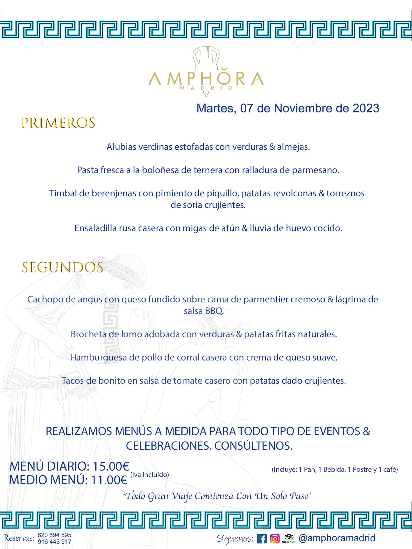 MENÚS DEL DÍA ALCORCÓN MENÚ DEL MARTES 7 DE NOVIEMBRE DE 2023 MENÚS DIARIOS MEJORES MENÚS RESTAURANTES ALCORCÓN RESTAURANTE AMPHORA TERRAZA EN ALCORCÓN (DISPONEMOS DE UNA GRAN TERRAZA) Av. Leganés, 54 28923 · Alcorcón · Madrid · España. 91 644 39 17 620 694 595 También realizamos menús especiales a medida personalizados a grupos para todo tipo de eventos, como celebraciones, comidas o cenas de empresas, bautizos, bodas, cumpleaños, cenas o comidas de navidad 2023 2024, etc. Consúltenos o visite nuestras excelentes y amplias instalaciones y les prepararemos el menú más ajustado a sus necesidades y presupuesto. #RestaurantesEventos #RestaurantesMenúsCelebraciones #RestaurantesSalonesBodasBautizosComuniones #MenúsEspecialesparaEventosAlcorcón #MenúsCelebracionesAlcorcón #RestaurantesSalonesMenúsEspecialesGrupos #RestaurantesMenúsCumpleaños #ComidasCenasEmpresasAlcorcón #MenúsparaCenasComidasEventosEmpresasMadrid #MejoresTerrazasMadrid #MejorTerrazaAlcorcónMadrid #PresupuestosMenúsBodasComunionesBautizosAlcorcón #RestaurantesSecretosconEncantoMadrid #RestaurantesMenúsCenasComidasGruposEmpresasNavidadesAlcorcon #SalonesComidasCenasEmpresasAlcorcón #MenúsEventos #MenúsBodas #MenúsComuniones #MenúsCumpleaños #MenúsBautizos #MenúsEventosAlcorcón #MenúsBodasAlcorcón #MenúsComunionesAlcorcón #MenúsCumpleañosAlcorcón #MenúsBautizosAlcorcón #MenúsNavidadAlcorcón #MenúsComidasNavidad #MenúsCenasNavidad #SalonesEventosAlcorcón RESTAURANTES ALCORCÓN CELEBRACIONES EVENTOS CUMPLEAÑOS BODAS COMUNIONES BAUTIZOS, MENÚS ESPECIALES A MEDIDA PARA REUNIONES FAMILIARES EVENTOS CELEBRACIONES BODAS COMUNIONES BAUTIZOS EN ALCORCÓN, RESTAURANTES SALONES GRUPOS COMIDAS CENAS EN ALCORCÓN, RESTAURANTES COMIDAS CENAS EMPRESA ALCORCÓN MADRID, MEJORES TERRAZAS ALCORCÓN, MEJOR TERRAZA ALCORCÓN, RESTAURANTES SECRETOS CON ENCANTO EN MADRID, RESTAURANTES MENUS GRUPOS ESPECIALES COMIDAS CENAS EMPRESAS NAVIDADES ALCORCÓN, CONSÚLTE NUESTROS MENÚS A MEDIDA PARA EVENTOS - REALIZAMOS MENÚS A MEDIDA PARA BODAS, COMUNIONES, BAUTIZOS, CUMPLEAÑOS, CENAS COMIDAS DE EMPRESAS, ETC - NUESTRO RESTAURANTE DIPONE DE UNA EXTRAORDINARIA TERRAZA PARA TODO TIPO DE EVENTOS - NUESTROS SALONES INTERIORES SE ADAPTAN A TODO DE EVENTOS, YA SEAN PARTICULARES COMO DE EMPRESAS - RESTAURANTE PREPARADO PARA TODO TIPO DE EVENTOS DE CLIENTES DE LA ZONA SUR SUROESTE DE MADRID COMO ALCORCÓN MÓSTOLES FUENLABRADA VILLAVICIOSA DE ODÓN POZUELO DE ALARCÓN GETAFE LAS ROZAS MAJADAHONDA - UNO DE LOS MEJORES RESTAURANTES DE MADRID PARA COMER O CENAR A LA CARTA O CON NUESTROS MENÚS - CELEBRE CON NOSOTROS SUS REUNIONES FAMILIARES CUMPLEAÑOS BAUTIZOS COMUNIONES BODAS PRESENTACIONES ETC. PUES SERÁN UN ÉXITO - MEJORES RESTAURANTES SALONES CELEBRACIONES EN ALCORCÓN -RESTAURANTES MENUS GRUPOS COMIDAS CENAS REUNIONES EMPRESAS NAVIDADES 2023 2024 ALCORCÓN ZONA SUR MADRID.