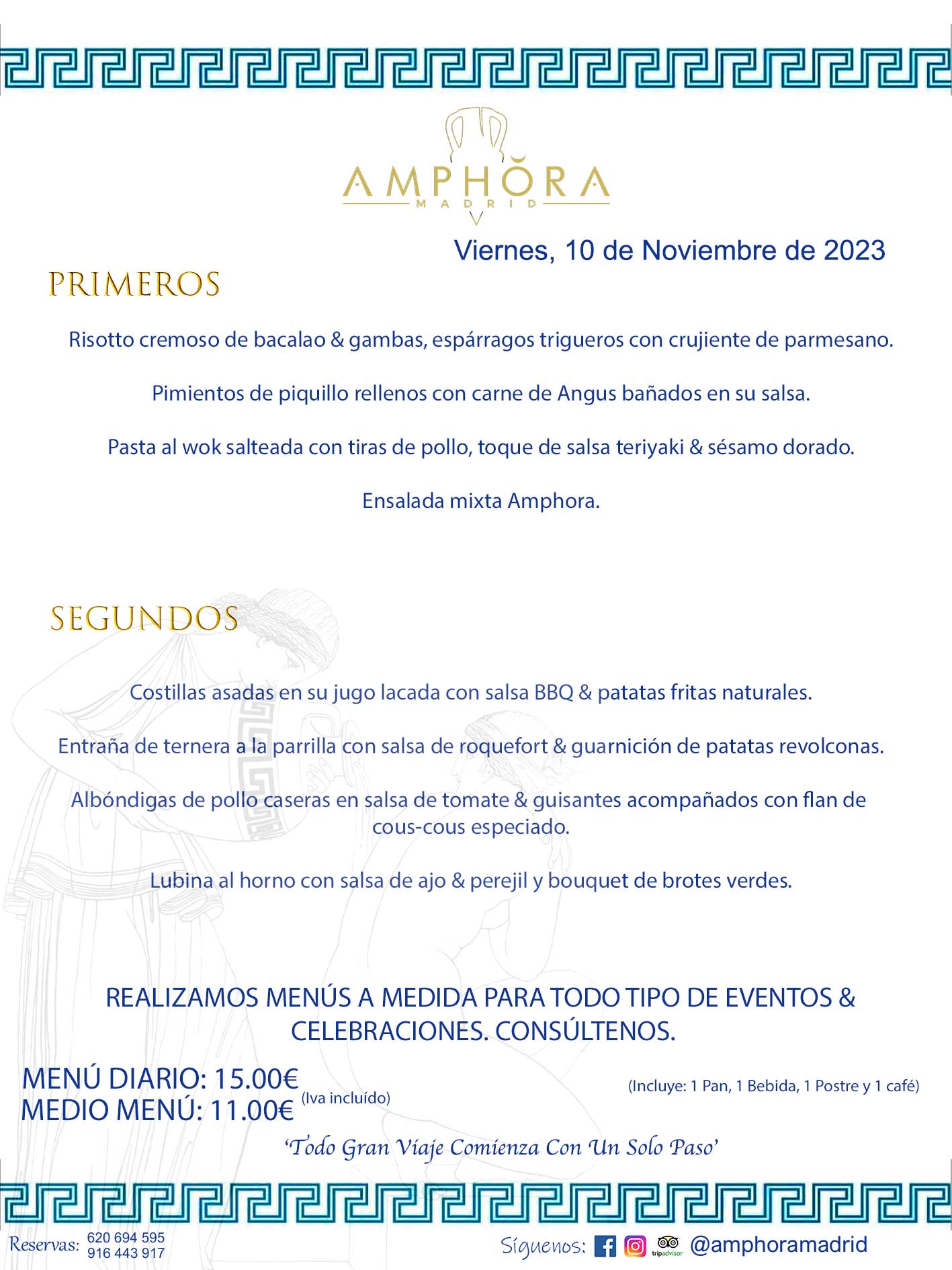 MENÚS DEL DÍA ALCORCÓN MENÚ DEL VIERNES 10 DE NOVIEMBRE DE 2023 MENÚS DIARIOS MEJORES MENÚS RESTAURANTES ALCORCÓN RESTAURANTE AMPHORA TERRAZA EN ALCORCÓN (DISPONEMOS DE UNA GRAN TERRAZA) Av. Leganés, 54 28923 · Alcorcón · Madrid · España. 91 644 39 17 620 694 595 También realizamos menús especiales a medida personalizados a grupos para todo tipo de eventos, como celebraciones, comidas o cenas de empresas, bautizos, bodas, cumpleaños, cenas o comidas de navidad 2023 2024, etc. Consúltenos o visite nuestras excelentes y amplias instalaciones y les prepararemos el menú más ajustado a sus necesidades y presupuesto. #RestaurantesEventos #RestaurantesMenúsCelebraciones #RestaurantesSalonesBodasBautizosComuniones #MenúsEspecialesparaEventosAlcorcón #MenúsCelebracionesAlcorcón #RestaurantesSalonesMenúsEspecialesGrupos #RestaurantesMenúsCumpleaños #ComidasCenasEmpresasAlcorcón #MenúsparaCenasComidasEventosEmpresasMadrid #MejoresTerrazasMadrid #MejorTerrazaAlcorcónMadrid #PresupuestosMenúsBodasComunionesBautizosAlcorcón #RestaurantesSecretosconEncantoMadrid #RestaurantesMenúsCenasComidasGruposEmpresasNavidadesAlcorcon #SalonesComidasCenasEmpresasAlcorcón #MenúsEventos #MenúsBodas #MenúsComuniones #MenúsCumpleaños #MenúsBautizos #MenúsEventosAlcorcón #MenúsBodasAlcorcón #MenúsComunionesAlcorcón #MenúsCumpleañosAlcorcón #MenúsBautizosAlcorcón #MenúsNavidadAlcorcón #MenúsComidasNavidad #MenúsCenasNavidad #SalonesEventosAlcorcón RESTAURANTES ALCORCÓN CELEBRACIONES EVENTOS CUMPLEAÑOS BODAS COMUNIONES BAUTIZOS, MENÚS ESPECIALES A MEDIDA PARA REUNIONES FAMILIARES EVENTOS CELEBRACIONES BODAS COMUNIONES BAUTIZOS EN ALCORCÓN, RESTAURANTES SALONES GRUPOS COMIDAS CENAS EN ALCORCÓN, RESTAURANTES COMIDAS CENAS EMPRESA ALCORCÓN MADRID, MEJORES TERRAZAS ALCORCÓN, MEJOR TERRAZA ALCORCÓN, RESTAURANTES SECRETOS CON ENCANTO EN MADRID, RESTAURANTES MENUS GRUPOS ESPECIALES COMIDAS CENAS EMPRESAS NAVIDADES ALCORCÓN, CONSÚLTE NUESTROS MENÚS A MEDIDA PARA EVENTOS - REALIZAMOS MENÚS A MEDIDA PARA BODAS, COMUNIONES, BAUTIZOS, CUMPLEAÑOS, CENAS COMIDAS DE EMPRESAS, ETC - NUESTRO RESTAURANTE DIPONE DE UNA EXTRAORDINARIA TERRAZA PARA TODO TIPO DE EVENTOS - NUESTROS SALONES INTERIORES SE ADAPTAN A TODO DE EVENTOS, YA SEAN PARTICULARES COMO DE EMPRESAS - RESTAURANTE PREPARADO PARA TODO TIPO DE EVENTOS DE CLIENTES DE LA ZONA SUR SUROESTE DE MADRID COMO ALCORCÓN MÓSTOLES FUENLABRADA VILLAVICIOSA DE ODÓN POZUELO DE ALARCÓN GETAFE LAS ROZAS MAJADAHONDA - UNO DE LOS MEJORES RESTAURANTES DE MADRID PARA COMER O CENAR A LA CARTA O CON NUESTROS MENÚS - CELEBRE CON NOSOTROS SUS REUNIONES FAMILIARES CUMPLEAÑOS BAUTIZOS COMUNIONES BODAS PRESENTACIONES ETC. PUES SERÁN UN ÉXITO - MEJORES RESTAURANTES SALONES CELEBRACIONES EN ALCORCÓN -RESTAURANTES MENUS GRUPOS COMIDAS CENAS REUNIONES EMPRESAS NAVIDADES 2023 2024 ALCORCÓN ZONA SUR MADRID.