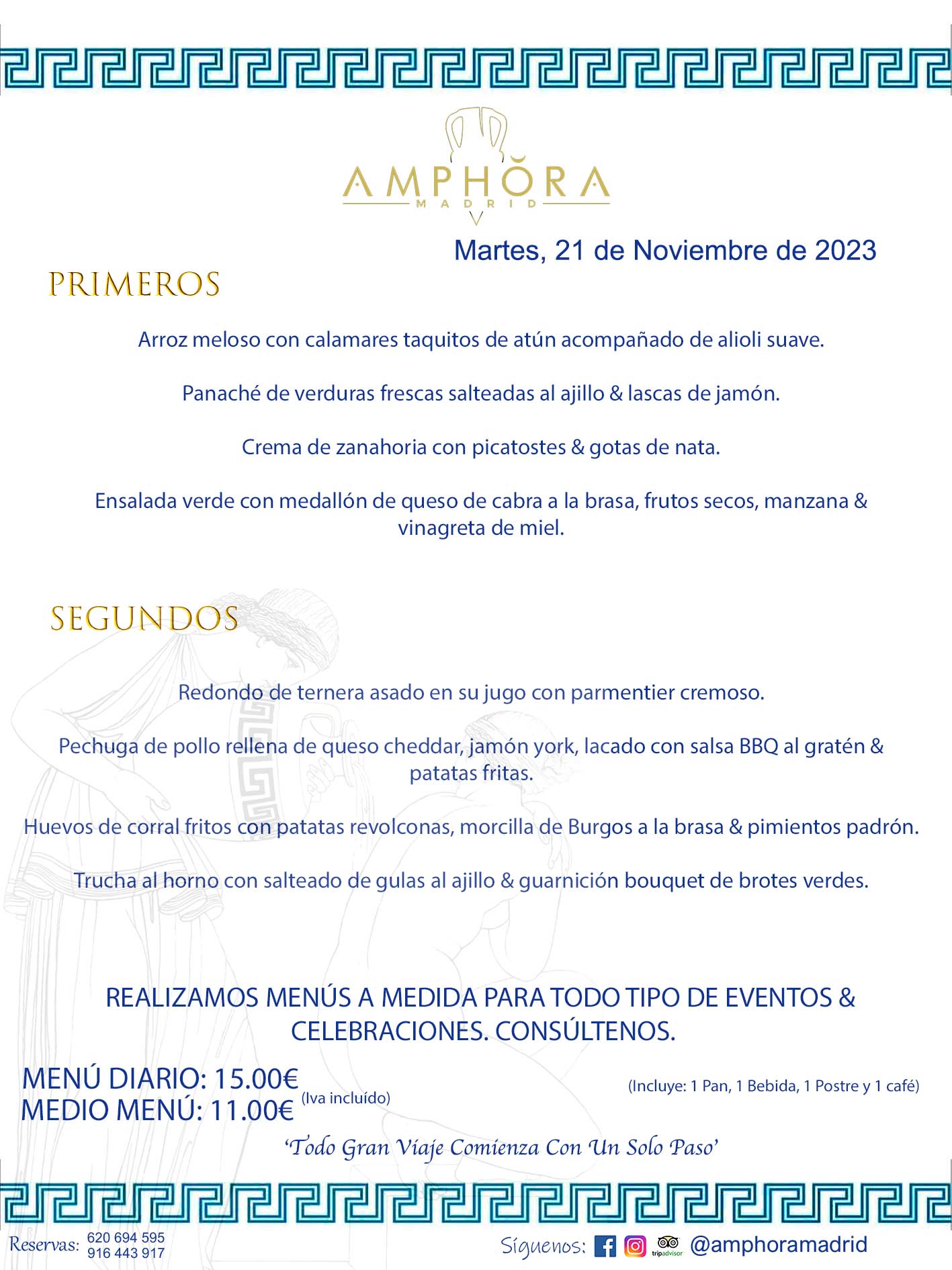 MENÚS DEL DÍA ALCORCÓN MENÚ DEL MARTES 21 DE NOVIEMBRE DE 2023 MENÚS DIARIOS MEJORES MENÚS RESTAURANTES ALCORCÓN RESTAURANTE AMPHORA TERRAZA EN ALCORCÓN (DISPONEMOS DE UNA GRAN TERRAZA) Av. Leganés, 54 28923 · Alcorcón · Madrid · España. 91 644 39 17 620 694 595 También realizamos menús especiales a medida personalizados a grupos para todo tipo de eventos, como celebraciones, comidas o cenas de empresas, bautizos, bodas, cumpleaños, cenas o comidas de navidad 2023 2024, etc. Consúltenos o visite nuestras excelentes y amplias instalaciones y les prepararemos el menú más ajustado a sus necesidades y presupuesto. #RestaurantesEventos #RestaurantesMenúsCelebraciones #RestaurantesSalonesBodasBautizosComuniones #MenúsEspecialesparaEventosAlcorcón #MenúsCelebracionesAlcorcón #RestaurantesSalonesMenúsEspecialesGrupos #RestaurantesMenúsCumpleaños #ComidasCenasEmpresasAlcorcón #MenúsparaCenasComidasEventosEmpresasMadrid #MejoresTerrazasMadrid #MejorTerrazaAlcorcónMadrid #PresupuestosMenúsBodasComunionesBautizosAlcorcón #RestaurantesSecretosconEncantoMadrid #RestaurantesMenúsCenasComidasGruposEmpresasNavidadesAlcorcon #SalonesComidasCenasEmpresasAlcorcón #MenúsEventos #MenúsBodas #MenúsComuniones #MenúsCumpleaños #MenúsBautizos #MenúsEventosAlcorcón #MenúsBodasAlcorcón #MenúsComunionesAlcorcón #MenúsCumpleañosAlcorcón #MenúsBautizosAlcorcón #MenúsNavidadAlcorcón #MenúsComidasNavidad #MenúsCenasNavidad #SalonesEventosAlcorcón RESTAURANTES ALCORCÓN CELEBRACIONES EVENTOS CUMPLEAÑOS BODAS COMUNIONES BAUTIZOS, MENÚS ESPECIALES A MEDIDA PARA REUNIONES FAMILIARES EVENTOS CELEBRACIONES BODAS COMUNIONES BAUTIZOS EN ALCORCÓN, RESTAURANTES SALONES GRUPOS COMIDAS CENAS EN ALCORCÓN, RESTAURANTES COMIDAS CENAS EMPRESA ALCORCÓN MADRID, MEJORES TERRAZAS ALCORCÓN, MEJOR TERRAZA ALCORCÓN, RESTAURANTES SECRETOS CON ENCANTO EN MADRID, RESTAURANTES MENUS GRUPOS ESPECIALES COMIDAS CENAS EMPRESAS NAVIDADES ALCORCÓN, CONSÚLTE NUESTROS MENÚS A MEDIDA PARA EVENTOS - REALIZAMOS MENÚS A MEDIDA PARA BODAS, COMUNIONES, BAUTIZOS, CUMPLEAÑOS, CENAS COMIDAS DE EMPRESAS, ETC - NUESTRO RESTAURANTE DIPONE DE UNA EXTRAORDINARIA TERRAZA PARA TODO TIPO DE EVENTOS - NUESTROS SALONES INTERIORES SE ADAPTAN A TODO DE EVENTOS, YA SEAN PARTICULARES COMO DE EMPRESAS - RESTAURANTE PREPARADO PARA TODO TIPO DE EVENTOS DE CLIENTES DE LA ZONA SUR SUROESTE DE MADRID COMO ALCORCÓN MÓSTOLES FUENLABRADA VILLAVICIOSA DE ODÓN POZUELO DE ALARCÓN GETAFE LAS ROZAS MAJADAHONDA - UNO DE LOS MEJORES RESTAURANTES DE MADRID PARA COMER O CENAR A LA CARTA O CON NUESTROS MENÚS - CELEBRE CON NOSOTROS SUS REUNIONES FAMILIARES CUMPLEAÑOS BAUTIZOS COMUNIONES BODAS PRESENTACIONES ETC. PUES SERÁN UN ÉXITO - MEJORES RESTAURANTES SALONES CELEBRACIONES EN ALCORCÓN -RESTAURANTES MENUS GRUPOS COMIDAS CENAS REUNIONES EMPRESAS NAVIDADES 2023 2024 ALCORCÓN ZONA SUR MADRID.