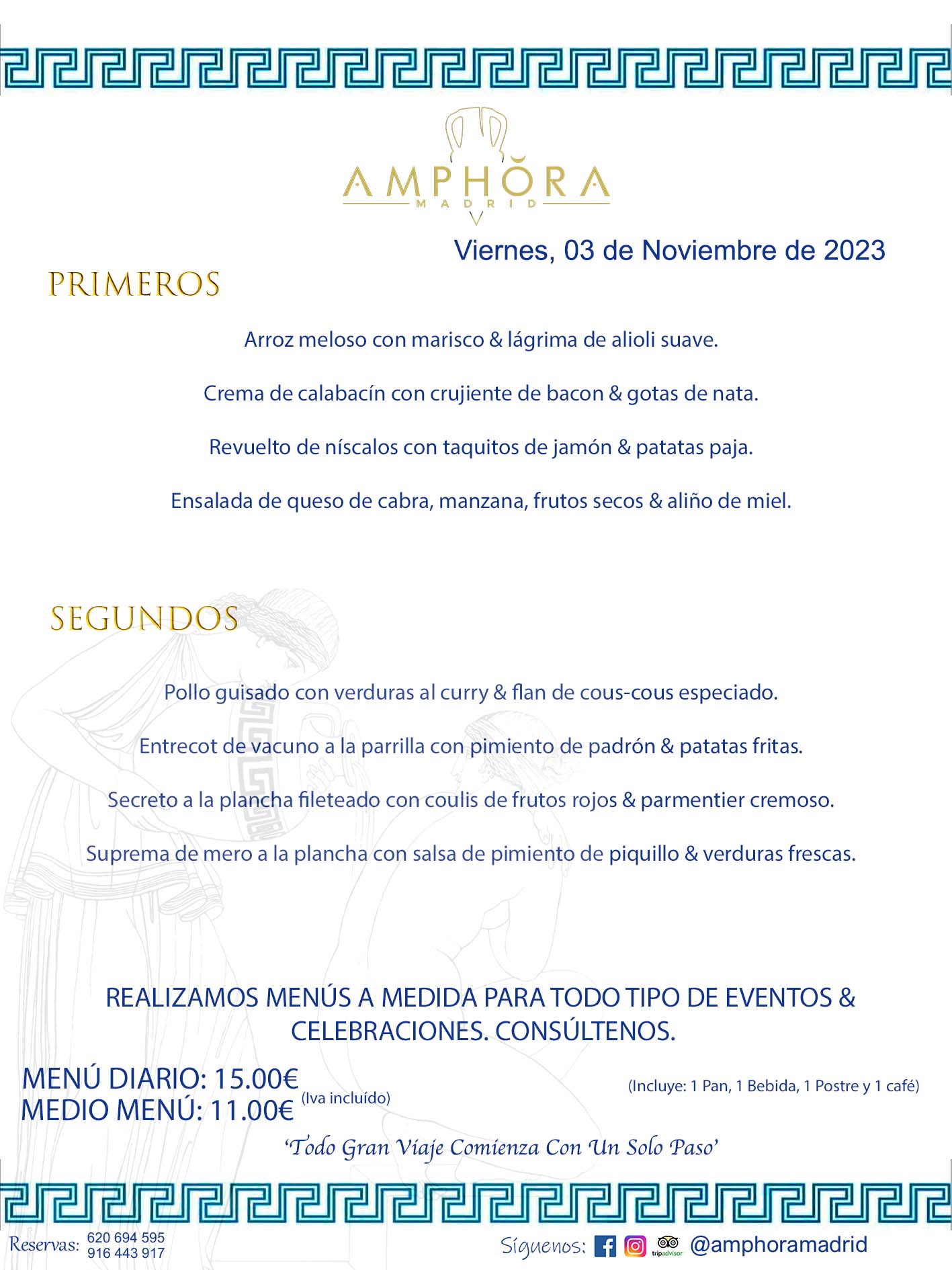 MENÚS DEL DÍA ALCORCÓN MENÚ DEL VIERNES 3 DE NOVIEMBRE DE 2023 MENÚS DIARIOS MEJORES MENÚS RESTAURANTES ALCORCÓN RESTAURANTE AMPHORA TERRAZA EN ALCORCÓN (DISPONEMOS DE UNA GRAN TERRAZA) Av. Leganés, 54 28923 · Alcorcón · Madrid · España. 91 644 39 17 620 694 595 También realizamos menús especiales a medida personalizados a grupos para todo tipo de eventos, como celebraciones, comidas o cenas de empresas, bautizos, bodas, cumpleaños, cenas o comidas de navidad 2023 2024, etc. Consúltenos o visite nuestras excelentes y amplias instalaciones y les prepararemos el menú más ajustado a sus necesidades y presupuesto. #RestaurantesEventos #RestaurantesMenúsCelebraciones #RestaurantesSalonesBodasBautizosComuniones #MenúsEspecialesparaEventosAlcorcón #MenúsCelebracionesAlcorcón #RestaurantesSalonesMenúsEspecialesGrupos #RestaurantesMenúsCumpleaños #ComidasCenasEmpresasAlcorcón #MenúsparaCenasComidasEventosEmpresasMadrid #MejoresTerrazasMadrid #MejorTerrazaAlcorcónMadrid #PresupuestosMenúsBodasComunionesBautizosAlcorcón #RestaurantesSecretosconEncantoMadrid #RestaurantesMenúsCenasComidasGruposEmpresasNavidadesAlcorcon #SalonesComidasCenasEmpresasAlcorcón #MenúsEventos #MenúsBodas #MenúsComuniones #MenúsCumpleaños #MenúsBautizos #MenúsEventosAlcorcón #MenúsBodasAlcorcón #MenúsComunionesAlcorcón #MenúsCumpleañosAlcorcón #MenúsBautizosAlcorcón #MenúsNavidadAlcorcón #MenúsComidasNavidad #MenúsCenasNavidad #SalonesEventosAlcorcón RESTAURANTES ALCORCÓN CELEBRACIONES EVENTOS CUMPLEAÑOS BODAS COMUNIONES BAUTIZOS, MENÚS ESPECIALES A MEDIDA PARA REUNIONES FAMILIARES EVENTOS CELEBRACIONES BODAS COMUNIONES BAUTIZOS EN ALCORCÓN, RESTAURANTES SALONES GRUPOS COMIDAS CENAS EN ALCORCÓN, RESTAURANTES COMIDAS CENAS EMPRESA ALCORCÓN MADRID, MEJORES TERRAZAS ALCORCÓN, MEJOR TERRAZA ALCORCÓN, RESTAURANTES SECRETOS CON ENCANTO EN MADRID, RESTAURANTES MENUS GRUPOS ESPECIALES COMIDAS CENAS EMPRESAS NAVIDADES ALCORCÓN, CONSÚLTE NUESTROS MENÚS A MEDIDA PARA EVENTOS - REALIZAMOS MENÚS A MEDIDA PARA BODAS, COMUNIONES, BAUTIZOS, CUMPLEAÑOS, CENAS COMIDAS DE EMPRESAS, ETC - NUESTRO RESTAURANTE DIPONE DE UNA EXTRAORDINARIA TERRAZA PARA TODO TIPO DE EVENTOS - NUESTROS SALONES INTERIORES SE ADAPTAN A TODO DE EVENTOS, YA SEAN PARTICULARES COMO DE EMPRESAS - RESTAURANTE PREPARADO PARA TODO TIPO DE EVENTOS DE CLIENTES DE LA ZONA SUR SUROESTE DE MADRID COMO ALCORCÓN MÓSTOLES FUENLABRADA VILLAVICIOSA DE ODÓN POZUELO DE ALARCÓN GETAFE LAS ROZAS MAJADAHONDA - UNO DE LOS MEJORES RESTAURANTES DE MADRID PARA COMER O CENAR A LA CARTA O CON NUESTROS MENÚS - CELEBRE CON NOSOTROS SUS REUNIONES FAMILIARES CUMPLEAÑOS BAUTIZOS COMUNIONES BODAS PRESENTACIONES ETC. PUES SERÁN UN ÉXITO - MEJORES RESTAURANTES SALONES CELEBRACIONES EN ALCORCÓN -RESTAURANTES MENUS GRUPOS COMIDAS CENAS REUNIONES EMPRESAS NAVIDADES 2023 2024 ALCORCÓN ZONA SUR MADRID.