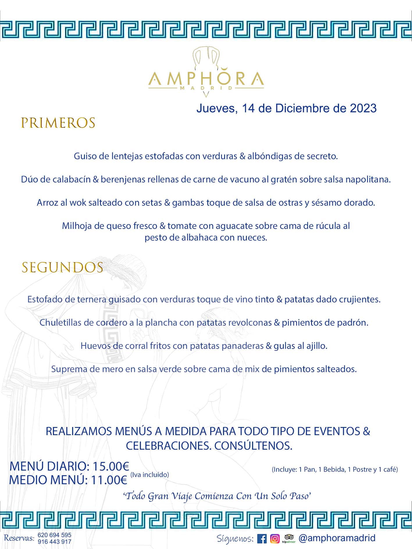 MENÚS DEL DÍA ALCORCÓN MENÚ DEL JUEVES 14 DE DICIEMBRE DE 2023 MENÚS DIARIOS MEJORES MENÚS RESTAURANTES ALCORCÓN RESTAURANTE AMPHORA TERRAZA EN ALCORCÓN (DISPONEMOS DE UNA GRAN TERRAZA) Av. Leganés, 54 28923 · Alcorcón · Madrid · España. 91 644 39 17 620 694 595 También realizamos menús especiales a medida personalizados a grupos para todo tipo de eventos, como celebraciones, comidas o cenas de empresas, bautizos, bodas, cumpleaños, cenas o comidas de navidad 2023 2024, etc. Consúltenos o visite nuestras excelentes y amplias instalaciones y les prepararemos el menú más ajustado a sus necesidades y presupuesto. #RestaurantesEventos #RestaurantesMenúsCelebraciones #RestaurantesSalonesBodasBautizosComuniones #MenúsEspecialesparaEventosAlcorcón #MenúsCelebracionesAlcorcón #RestaurantesSalonesMenúsEspecialesGrupos #RestaurantesMenúsCumpleaños #ComidasCenasEmpresasAlcorcón #MenúsparaCenasComidasEventosEmpresasMadrid #MejoresTerrazasMadrid #MejorTerrazaAlcorcónMadrid #PresupuestosMenúsBodasComunionesBautizosAlcorcón #RestaurantesSecretosconEncantoMadrid #RestaurantesMenúsCenasComidasGruposEmpresasNavidadesAlcorcon #SalonesComidasCenasEmpresasAlcorcón #MenúsEventos #MenúsBodas #MenúsComuniones #MenúsCumpleaños #MenúsBautizos #MenúsEventosAlcorcón #MenúsBodasAlcorcón #MenúsComunionesAlcorcón #MenúsCumpleañosAlcorcón #MenúsBautizosAlcorcón #MenúsNavidadAlcorcón #MenúsComidasNavidad #MenúsCenasNavidad #SalonesEventosAlcorcón RESTAURANTES ALCORCÓN CELEBRACIONES EVENTOS CUMPLEAÑOS BODAS COMUNIONES BAUTIZOS, MENÚS ESPECIALES A MEDIDA PARA REUNIONES FAMILIARES EVENTOS CELEBRACIONES BODAS COMUNIONES BAUTIZOS EN ALCORCÓN, RESTAURANTES SALONES GRUPOS COMIDAS CENAS EN ALCORCÓN, RESTAURANTES COMIDAS CENAS EMPRESA ALCORCÓN MADRID, MEJORES TERRAZAS ALCORCÓN, MEJOR TERRAZA ALCORCÓN, RESTAURANTES SECRETOS CON ENCANTO EN MADRID, RESTAURANTES MENUS GRUPOS ESPECIALES COMIDAS CENAS EMPRESAS NAVIDADES ALCORCÓN, CONSÚLTE NUESTROS MENÚS A MEDIDA PARA EVENTOS - REALIZAMOS MENÚS A MEDIDA PARA BODAS, COMUNIONES, BAUTIZOS, CUMPLEAÑOS, CENAS COMIDAS DE EMPRESAS, ETC - NUESTRO RESTAURANTE DIPONE DE UNA EXTRAORDINARIA TERRAZA PARA TODO TIPO DE EVENTOS - NUESTROS SALONES INTERIORES SE ADAPTAN A TODO DE EVENTOS, YA SEAN PARTICULARES COMO DE EMPRESAS - RESTAURANTE PREPARADO PARA TODO TIPO DE EVENTOS DE CLIENTES DE LA ZONA SUR SUROESTE DE MADRID COMO ALCORCÓN MÓSTOLES FUENLABRADA VILLAVICIOSA DE ODÓN POZUELO DE ALARCÓN GETAFE LAS ROZAS MAJADAHONDA - UNO DE LOS MEJORES RESTAURANTES DE MADRID PARA COMER O CENAR A LA CARTA O CON NUESTROS MENÚS - CELEBRE CON NOSOTROS SUS REUNIONES FAMILIARES CUMPLEAÑOS BAUTIZOS COMUNIONES BODAS PRESENTACIONES ETC. PUES SERÁN UN ÉXITO - MEJORES RESTAURANTES SALONES CELEBRACIONES EN ALCORCÓN -RESTAURANTES MENUS GRUPOS COMIDAS CENAS REUNIONES EMPRESAS NAVIDADES 2023 2024 ALCORCÓN ZONA SUR MADRID.