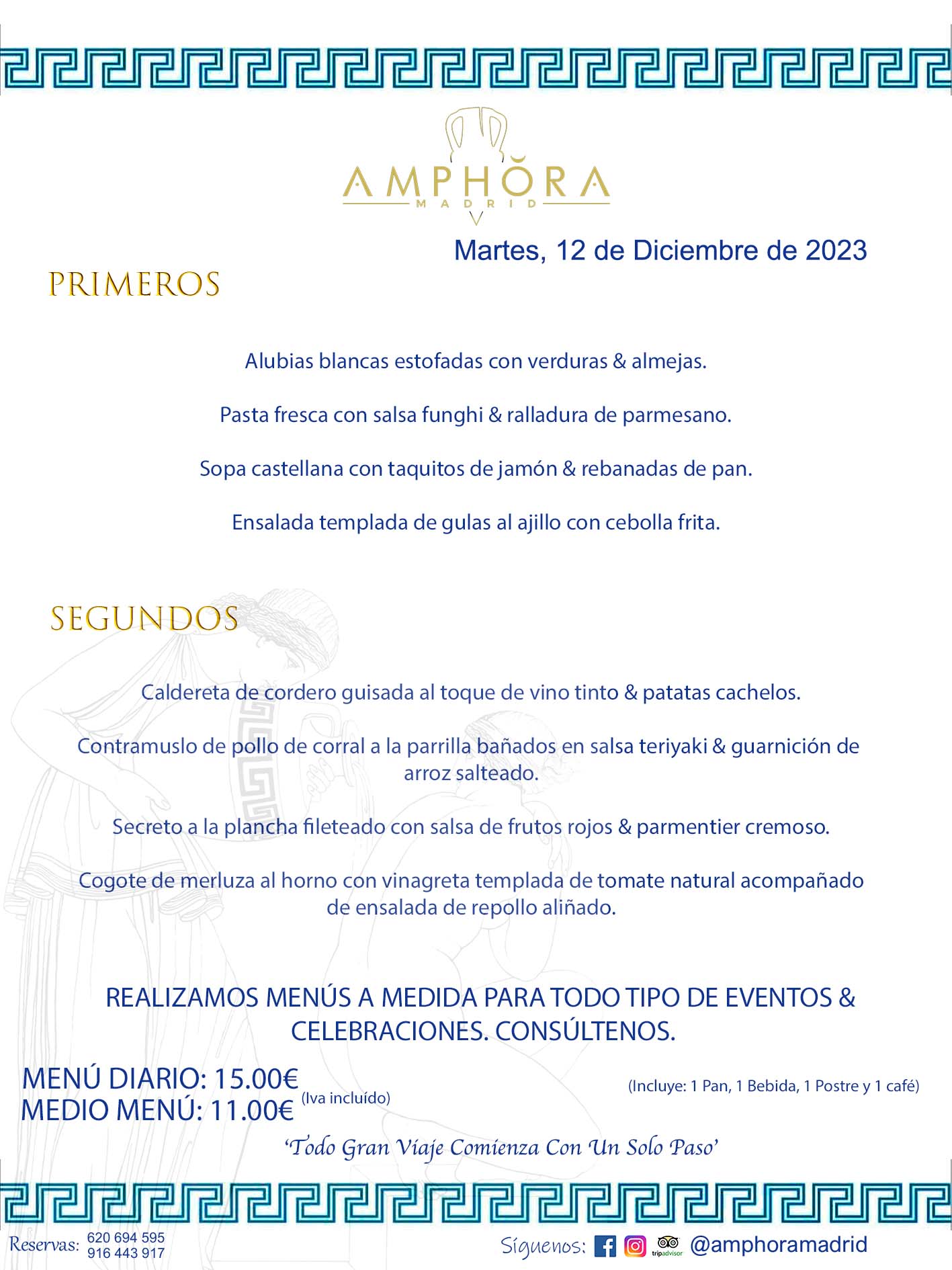 MENÚS DEL DÍA ALCORCÓN MENÚ DEL MARTES 12 DE DICIEMBRE DE 2023 MENÚS DIARIOS MEJORES MENÚS RESTAURANTES ALCORCÓN RESTAURANTE AMPHORA TERRAZA EN ALCORCÓN (DISPONEMOS DE UNA GRAN TERRAZA) Av. Leganés, 54 28923 · Alcorcón · Madrid · España. 91 644 39 17 620 694 595 También realizamos menús especiales a medida personalizados a grupos para todo tipo de eventos, como celebraciones, comidas o cenas de empresas, bautizos, bodas, cumpleaños, cenas o comidas de navidad 2023 2024, etc. Consúltenos o visite nuestras excelentes y amplias instalaciones y les prepararemos el menú más ajustado a sus necesidades y presupuesto. #RestaurantesEventos #RestaurantesMenúsCelebraciones #RestaurantesSalonesBodasBautizosComuniones #MenúsEspecialesparaEventosAlcorcón #MenúsCelebracionesAlcorcón #RestaurantesSalonesMenúsEspecialesGrupos #RestaurantesMenúsCumpleaños #ComidasCenasEmpresasAlcorcón #MenúsparaCenasComidasEventosEmpresasMadrid #MejoresTerrazasMadrid #MejorTerrazaAlcorcónMadrid #PresupuestosMenúsBodasComunionesBautizosAlcorcón #RestaurantesSecretosconEncantoMadrid #RestaurantesMenúsCenasComidasGruposEmpresasNavidadesAlcorcon #SalonesComidasCenasEmpresasAlcorcón #MenúsEventos #MenúsBodas #MenúsComuniones #MenúsCumpleaños #MenúsBautizos #MenúsEventosAlcorcón #MenúsBodasAlcorcón #MenúsComunionesAlcorcón #MenúsCumpleañosAlcorcón #MenúsBautizosAlcorcón #MenúsNavidadAlcorcón #MenúsComidasNavidad #MenúsCenasNavidad #SalonesEventosAlcorcón RESTAURANTES ALCORCÓN CELEBRACIONES EVENTOS CUMPLEAÑOS BODAS COMUNIONES BAUTIZOS, MENÚS ESPECIALES A MEDIDA PARA REUNIONES FAMILIARES EVENTOS CELEBRACIONES BODAS COMUNIONES BAUTIZOS EN ALCORCÓN, RESTAURANTES SALONES GRUPOS COMIDAS CENAS EN ALCORCÓN, RESTAURANTES COMIDAS CENAS EMPRESA ALCORCÓN MADRID, MEJORES TERRAZAS ALCORCÓN, MEJOR TERRAZA ALCORCÓN, RESTAURANTES SECRETOS CON ENCANTO EN MADRID, RESTAURANTES MENUS GRUPOS ESPECIALES COMIDAS CENAS EMPRESAS NAVIDADES ALCORCÓN, CONSÚLTE NUESTROS MENÚS A MEDIDA PARA EVENTOS - REALIZAMOS MENÚS A MEDIDA PARA BODAS, COMUNIONES, BAUTIZOS, CUMPLEAÑOS, CENAS COMIDAS DE EMPRESAS, ETC - NUESTRO RESTAURANTE DIPONE DE UNA EXTRAORDINARIA TERRAZA PARA TODO TIPO DE EVENTOS - NUESTROS SALONES INTERIORES SE ADAPTAN A TODO DE EVENTOS, YA SEAN PARTICULARES COMO DE EMPRESAS - RESTAURANTE PREPARADO PARA TODO TIPO DE EVENTOS DE CLIENTES DE LA ZONA SUR SUROESTE DE MADRID COMO ALCORCÓN MÓSTOLES FUENLABRADA VILLAVICIOSA DE ODÓN POZUELO DE ALARCÓN GETAFE LAS ROZAS MAJADAHONDA - UNO DE LOS MEJORES RESTAURANTES DE MADRID PARA COMER O CENAR A LA CARTA O CON NUESTROS MENÚS - CELEBRE CON NOSOTROS SUS REUNIONES FAMILIARES CUMPLEAÑOS BAUTIZOS COMUNIONES BODAS PRESENTACIONES ETC. PUES SERÁN UN ÉXITO - MEJORES RESTAURANTES SALONES CELEBRACIONES EN ALCORCÓN -RESTAURANTES MENUS GRUPOS COMIDAS CENAS REUNIONES EMPRESAS NAVIDADES 2023 2024 ALCORCÓN ZONA SUR MADRID.