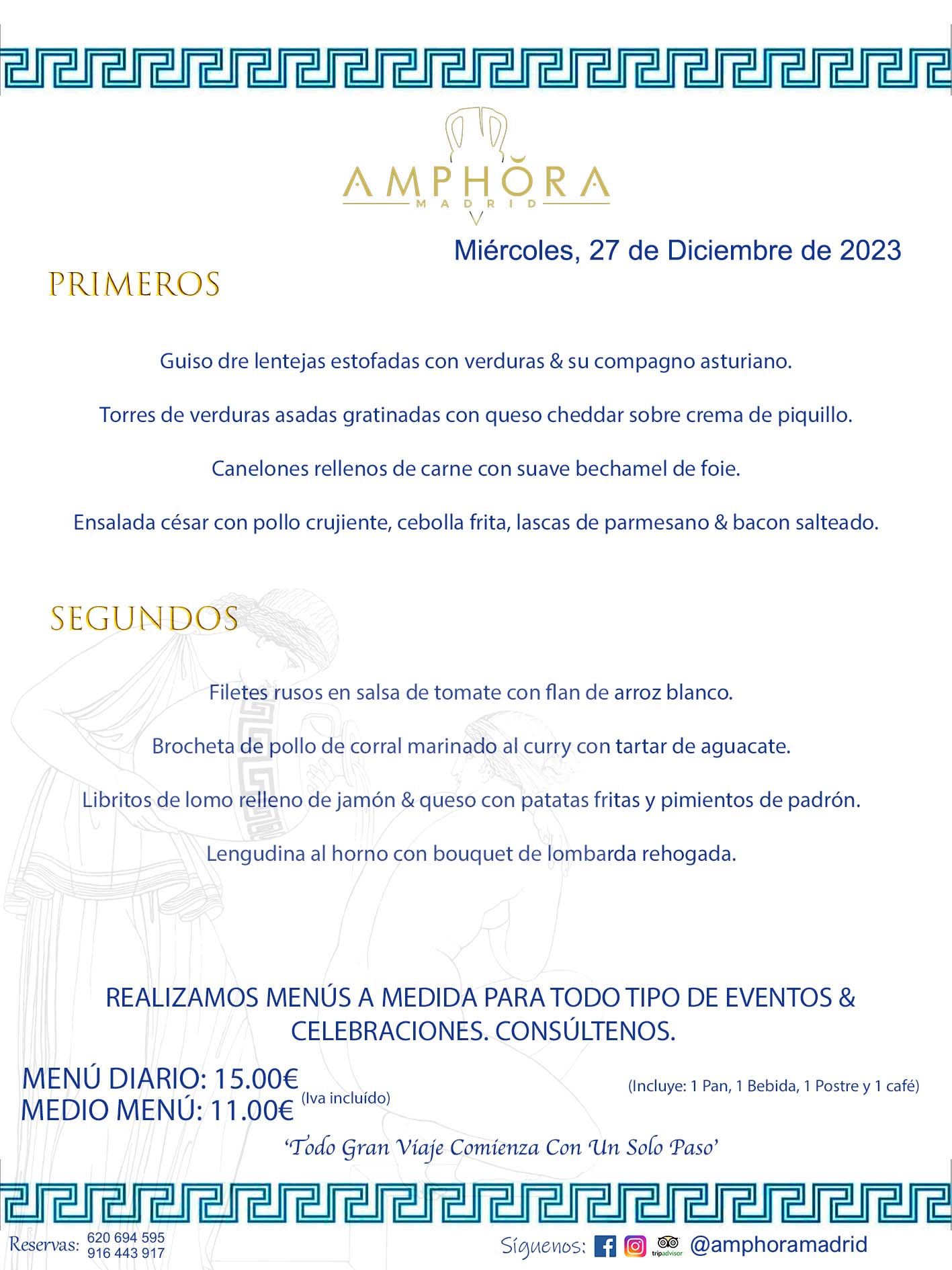 MENÚS DEL DÍA ALCORCÓN MENÚ DEL MIÉRCOLES 27 DE DICIEMBRE DE 2023 MENÚS DIARIOS MEJORES MENÚS RESTAURANTES ALCORCÓN RESTAURANTE AMPHORA TERRAZA EN ALCORCÓN (DISPONEMOS DE UNA GRAN TERRAZA) Av. Leganés, 54 28923 · Alcorcón · Madrid · España. 91 644 39 17 620 694 595 También realizamos menús especiales a medida personalizados a grupos para todo tipo de eventos, como celebraciones, comidas o cenas de empresas, bautizos, bodas, cumpleaños, cenas o comidas de navidad 2023 2024, etc. Consúltenos o visite nuestras excelentes y amplias instalaciones y les prepararemos el menú más ajustado a sus necesidades y presupuesto. #RestaurantesEventos #RestaurantesMenúsCelebraciones #RestaurantesSalonesBodasBautizosComuniones #MenúsEspecialesparaEventosAlcorcón #MenúsCelebracionesAlcorcón #RestaurantesSalonesMenúsEspecialesGrupos #RestaurantesMenúsCumpleaños #ComidasCenasEmpresasAlcorcón #MenúsparaCenasComidasEventosEmpresasMadrid #MejoresTerrazasMadrid #MejorTerrazaAlcorcónMadrid #PresupuestosMenúsBodasComunionesBautizosAlcorcón #RestaurantesSecretosconEncantoMadrid #RestaurantesMenúsCenasComidasGruposEmpresasNavidadesAlcorcon #SalonesComidasCenasEmpresasAlcorcón #MenúsEventos #MenúsBodas #MenúsComuniones #MenúsCumpleaños #MenúsBautizos #MenúsEventosAlcorcón #MenúsBodasAlcorcón #MenúsComunionesAlcorcón #MenúsCumpleañosAlcorcón #MenúsBautizosAlcorcón #MenúsNavidadAlcorcón #MenúsComidasNavidad #MenúsCenasNavidad #SalonesEventosAlcorcón RESTAURANTES ALCORCÓN CELEBRACIONES EVENTOS CUMPLEAÑOS BODAS COMUNIONES BAUTIZOS, MENÚS ESPECIALES A MEDIDA PARA REUNIONES FAMILIARES EVENTOS CELEBRACIONES BODAS COMUNIONES BAUTIZOS EN ALCORCÓN, RESTAURANTES SALONES GRUPOS COMIDAS CENAS EN ALCORCÓN, RESTAURANTES COMIDAS CENAS EMPRESA ALCORCÓN MADRID, MEJORES TERRAZAS ALCORCÓN, MEJOR TERRAZA ALCORCÓN, RESTAURANTES SECRETOS CON ENCANTO EN MADRID, RESTAURANTES MENUS GRUPOS ESPECIALES COMIDAS CENAS EMPRESAS NAVIDADES ALCORCÓN, CONSÚLTE NUESTROS MENÚS A MEDIDA PARA EVENTOS - REALIZAMOS MENÚS A MEDIDA PARA BODAS, COMUNIONES, BAUTIZOS, CUMPLEAÑOS, CENAS COMIDAS DE EMPRESAS, ETC - NUESTRO RESTAURANTE DIPONE DE UNA EXTRAORDINARIA TERRAZA PARA TODO TIPO DE EVENTOS - NUESTROS SALONES INTERIORES SE ADAPTAN A TODO DE EVENTOS, YA SEAN PARTICULARES COMO DE EMPRESAS - RESTAURANTE PREPARADO PARA TODO TIPO DE EVENTOS DE CLIENTES DE LA ZONA SUR SUROESTE DE MADRID COMO ALCORCÓN MÓSTOLES FUENLABRADA VILLAVICIOSA DE ODÓN POZUELO DE ALARCÓN GETAFE LAS ROZAS MAJADAHONDA - UNO DE LOS MEJORES RESTAURANTES DE MADRID PARA COMER O CENAR A LA CARTA O CON NUESTROS MENÚS - CELEBRE CON NOSOTROS SUS REUNIONES FAMILIARES CUMPLEAÑOS BAUTIZOS COMUNIONES BODAS PRESENTACIONES ETC. PUES SERÁN UN ÉXITO - MEJORES RESTAURANTES SALONES CELEBRACIONES EN ALCORCÓN -RESTAURANTES MENUS GRUPOS COMIDAS CENAS REUNIONES EMPRESAS NAVIDADES 2023 2024 ALCORCÓN ZONA SUR MADRID.